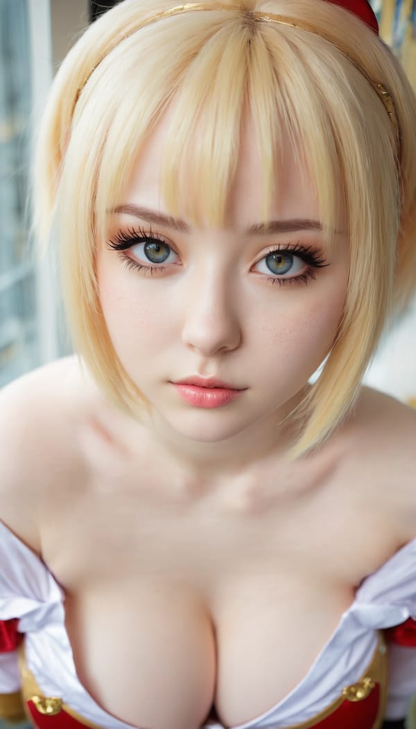 Tags: 21872187, SDXL
{"3": {"inputs": {"seed": 178734227242219, "steps": 32, "cfg": 6.16, "sampler_name": "dpmpp_2m", "scheduler": "karras", "denoise": 1.0, "model": ["27", 0], "positive": ["6", 0], "negative": ["7", 0], "latent_image": ["5", 0]}, "class_type": "KSampler"}, "4": {"inputs": {"ckpt_name": "juggernautxl.safetensors"}, "class_type": "CheckpointLoaderSimple"}, "5": {"inputs": {"width": 768, "height": 1344, "batch_size": 1}, "class_type": "EmptyLatentImage"}, "6": {"inputs": {"text": "21 year old girl, (irish:1.02), (russian:0.97), (cute:0.96), (eyelashes:0.98), (detailed face:1.02), (pale skin:1.14), (temptress:0.99), (seductive facial expression:1.03), (seductive pose:1.07), (idol:1.06), (blush:1.08), (slim:1.13), (double eyelids:1.14), (beautiful eyes:1.02), (sexy lips:1.09), (in a seductive pose:1.04), (large perky breasts:0.99), (cleavage:1.05), (thigh gap:1.14), (in a cosplay:1.03) at comiket posing for camera, (portra:1.07), (textured skin:1.06), (natural looking skin:1.01), (candid cinema:1.00), (film:1.08), (soft lighting:1.04), (RAW:1.03), (skin fuzz:1.02), (detailed skin:1.02)", "clip": ["27", 1]}, "class_type": "CLIPTextEncode"}, "7": {"inputs": {"text": "(bad hands:1.12), (open mouth:1.13), (twisted:1.10), (low resolution:1.12), (worst quality:1.13), (watermark:1.10)", "clip": ["27", 1]}, "class_type": "CLIPTextEncode"}, "8": {"inputs": {"samples": ["3", 0], "vae": ["4", 2]}, "class_type": "VAEDecode"}, "25": {"inputs": {"lora_name": "nudify_xl.safetensors", "strength_model": 0.27, "strength_clip": 0.38, "model": ["4", 0], "clip": ["4", 1]}, "class_type": "LoraLoader"}, "26": {"inputs": {"lora_name": "shirtlift_SDXL_v2.safetensors", "strength_model": 0.09, "strength_clip": 0.04, "model": ["25", 0], "clip": ["25", 1]}, "class_type": "LoraLoader"}, "27": {"inputs": {"lora_name": "PerfectEyesXL.safetensors", "strength_model": 0.14, "strength_clip": 0.08, "model": ["26", 0], "clip": ["26", 1]}, "class_type": "LoraLoader"}, "30": {"inputs": {"model_name": "4x_NMKD-Superscale-SP_178000_G.pth"}, "class_type": "UpscaleModelLoader"}, "31": {"inputs": {"upscale_model": ["30", 0], "image": ["8", 0]}, "class_type": "ImageUpscaleWithModel"}, "32": {"inputs": {"upscale_method": "lanczos", "scale_by": 0.5, "image": ["31", 0]}, "class_type": "ImageScaleBy"}, "33": {"inputs": {"pixels": ["32", 0], "vae": ["4", 2]}, "class_type": "VAEEncode"}, "34": {"inputs": {"seed": 178734227242219, "steps": 32, "cfg": 6.16, "sampler_name": "dpmpp_2m", "scheduler": "karras", "denoise": 0.3, "model": ["27", 0], "positive": ["6", 0], "negative": ["7", 0], "latent_image": ["33", 0]}, "class_type": "KSampler"}, "36": {"inputs": {"samples": ["34", 0], "vae": ["4", 2]}, "class_type": "VAEDecode"}, "39": {"inputs": {"filename_prefix": "comfyapi-1730402014047", "images": ["36", 0]}, "class_type": "SaveImage"}}