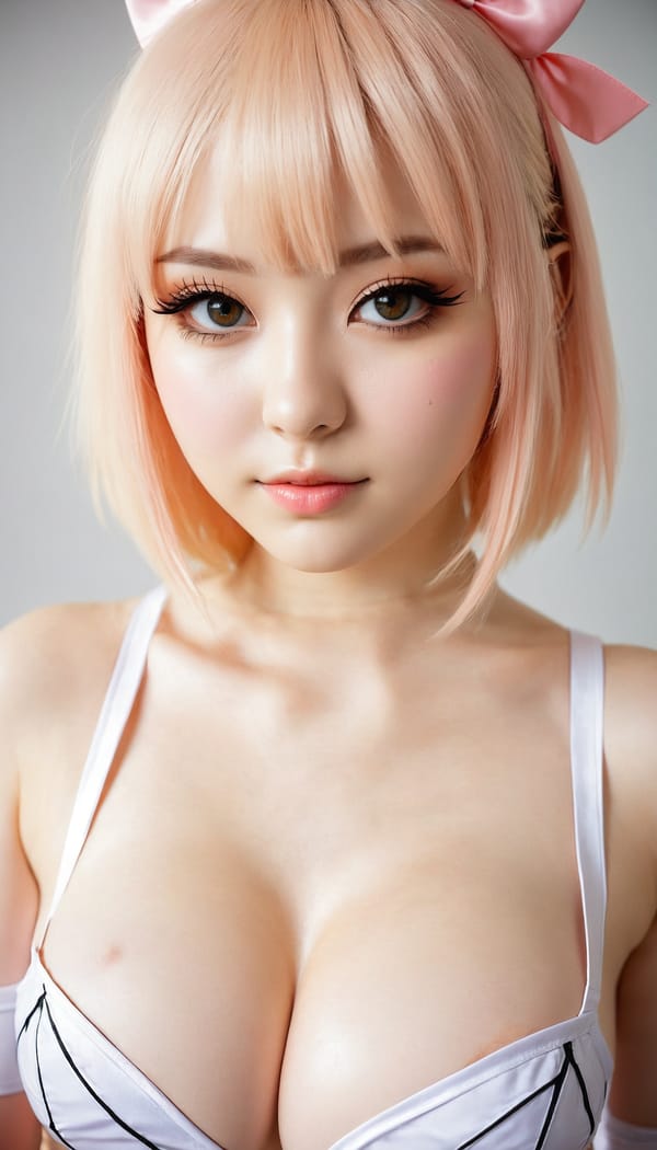 Tags: 21872187, SDXL
{"3": {"inputs": {"seed": 694702003846415, "steps": 64, "cfg": 7.62, "sampler_name": "dpmpp_2m", "scheduler": "karras", "denoise": 1.0, "model": ["27", 0], "positive": ["6", 0], "negative": ["7", 0], "latent_image": ["5", 0]}, "class_type": "KSampler"}, "4": {"inputs": {"ckpt_name": "juggernautxl.safetensors"}, "class_type": "CheckpointLoaderSimple"}, "5": {"inputs": {"width": 768, "height": 1344, "batch_size": 1}, "class_type": "EmptyLatentImage"}, "6": {"inputs": {"text": "20 year old girl, (blush:1.10), (detailed face:1.00), (sexy lips:1.03), (eyelashes:0.96), (seductive facial expression:1.03), (temptress:1.10), (cute:1.13), (double eyelids:1.14), (pale skin:0.95), (beautiful eyes:0.98), (seductive pose:1.08), (slim:1.00), (in a seductive pose:0.95), (large perky breasts:1.05), (cleavage:0.95), (thigh gap:1.00), (in a cosplay:1.13) at comiket posing for camera, (portra:1.08), (textured skin:1.01), (soft lighting:1.07), (candid cinema:1.09), (skin fuzz:1.09), (RAW:1.04), (natural looking skin:1.05), (detailed skin:1.07), (film:1.09)", "clip": ["27", 1]}, "class_type": "CLIPTextEncode"}, "7": {"inputs": {"text": "(distorted:1.07), (twisted:1.05), (worst quality:1.09), (bad hands:1.06), (open mouth:1.07), (watermark:1.09)", "clip": ["27", 1]}, "class_type": "CLIPTextEncode"}, "8": {"inputs": {"samples": ["3", 0], "vae": ["4", 2]}, "class_type": "VAEDecode"}, "25": {"inputs": {"lora_name": "nudify_xl.safetensors", "strength_model": 0.37, "strength_clip": 0.17, "model": ["4", 0], "clip": ["4", 1]}, "class_type": "LoraLoader"}, "26": {"inputs": {"lora_name": "shirtlift_SDXL_v2.safetensors", "strength_model": 0.07, "strength_clip": 0.17, "model": ["25", 0], "clip": ["25", 1]}, "class_type": "LoraLoader"}, "27": {"inputs": {"lora_name": "PerfectEyesXL.safetensors", "strength_model": 0.08, "strength_clip": 0.09, "model": ["26", 0], "clip": ["26", 1]}, "class_type": "LoraLoader"}, "30": {"inputs": {"model_name": "4x_NMKD-Superscale-SP_178000_G.pth"}, "class_type": "UpscaleModelLoader"}, "31": {"inputs": {"upscale_model": ["30", 0], "image": ["8", 0]}, "class_type": "ImageUpscaleWithModel"}, "32": {"inputs": {"upscale_method": "lanczos", "scale_by": 0.5, "image": ["31", 0]}, "class_type": "ImageScaleBy"}, "33": {"inputs": {"pixels": ["32", 0], "vae": ["4", 2]}, "class_type": "VAEEncode"}, "34": {"inputs": {"seed": 694702003846415, "steps": 64, "cfg": 7.62, "sampler_name": "dpmpp_2m", "scheduler": "karras", "denoise": 0.3, "model": ["27", 0], "positive": ["6", 0], "negative": ["7", 0], "latent_image": ["33", 0]}, "class_type": "KSampler"}, "36": {"inputs": {"samples": ["34", 0], "vae": ["4", 2]}, "class_type": "VAEDecode"}, "39": {"inputs": {"filename_prefix": "comfyapi-1728008561468", "images": ["36", 0]}, "class_type": "SaveImage"}}