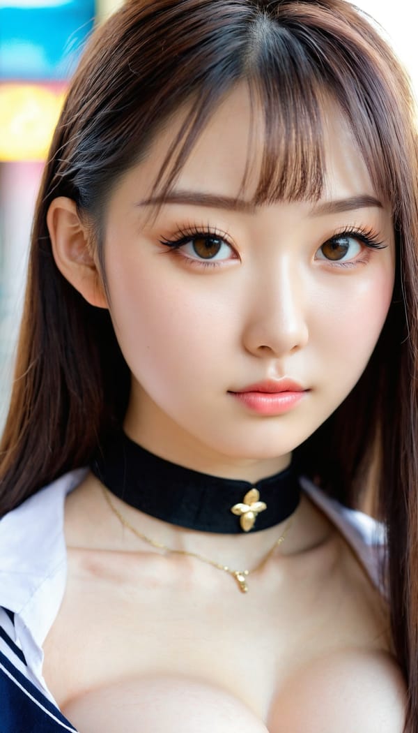 Tags: 21872187, SDXL
{"3": {"inputs": {"seed": 905301250641552, "steps": 32, "cfg": 7.99, "sampler_name": "dpmpp_2m", "scheduler": "karras", "denoise": 1.0, "model": ["27", 0], "positive": ["6", 0], "negative": ["7", 0], "latent_image": ["5", 0]}, "class_type": "KSampler"}, "4": {"inputs": {"ckpt_name": "juggernautxl.safetensors"}, "class_type": "CheckpointLoaderSimple"}, "5": {"inputs": {"width": 768, "height": 1344, "batch_size": 1}, "class_type": "EmptyLatentImage"}, "6": {"inputs": {"text": "21 year old girl, (taiwanese:1.01), (irish:1.03), (ukrainian:0.95), (pale skin:0.97), (double eyelids:0.97), (temptress:1.04), (idol:1.04), (slim:1.02), (eyelashes:1.06), (seductive pose:1.14), (sexy lips:1.05), (cute:1.02), (blush:1.08), (detailed face:1.05), (seductive facial expression:1.10), (beautiful eyes:1.10), (in a seductive pose:1.11), (large perky breasts:1.14), (cleavage:1.13), (thigh gap:0.95), (school uniform:1.14), choker, busy street, (RAW:1.00), (natural looking skin:1.00), (candid cinema:1.03), (soft lighting:1.02), (detailed skin:1.08), (portra:1.05), (skin fuzz:1.08), (film:1.00), (textured skin:1.04)", "clip": ["27", 1]}, "class_type": "CLIPTextEncode"}, "7": {"inputs": {"text": "(worst quality:1.09), (bad hands:1.05), (twisted:1.14), (watermark:1.06), (distorted:1.07), (open mouth:1.10), (low resolution:1.07)", "clip": ["27", 1]}, "class_type": "CLIPTextEncode"}, "8": {"inputs": {"samples": ["3", 0], "vae": ["4", 2]}, "class_type": "VAEDecode"}, "25": {"inputs": {"lora_name": "nudify_xl.safetensors", "strength_model": 0.13, "strength_clip": 0.18, "model": ["4", 0], "clip": ["4", 1]}, "class_type": "LoraLoader"}, "26": {"inputs": {"lora_name": "shirtlift_SDXL_v2.safetensors", "strength_model": 0.15, "strength_clip": 0.03, "model": ["25", 0], "clip": ["25", 1]}, "class_type": "LoraLoader"}, "27": {"inputs": {"lora_name": "PerfectEyesXL.safetensors", "strength_model": 0.12, "strength_clip": 0.06, "model": ["26", 0], "clip": ["26", 1]}, "class_type": "LoraLoader"}, "30": {"inputs": {"model_name": "4x_NMKD-Superscale-SP_178000_G.pth"}, "class_type": "UpscaleModelLoader"}, "31": {"inputs": {"upscale_model": ["30", 0], "image": ["8", 0]}, "class_type": "ImageUpscaleWithModel"}, "32": {"inputs": {"upscale_method": "lanczos", "scale_by": 0.5, "image": ["31", 0]}, "class_type": "ImageScaleBy"}, "33": {"inputs": {"pixels": ["32", 0], "vae": ["4", 2]}, "class_type": "VAEEncode"}, "34": {"inputs": {"seed": 905301250641552, "steps": 32, "cfg": 7.99, "sampler_name": "dpmpp_2m", "scheduler": "karras", "denoise": 0.3, "model": ["27", 0], "positive": ["6", 0], "negative": ["7", 0], "latent_image": ["33", 0]}, "class_type": "KSampler"}, "36": {"inputs": {"samples": ["34", 0], "vae": ["4", 2]}, "class_type": "VAEDecode"}, "39": {"inputs": {"filename_prefix": "comfyapi-1713222964233", "images": ["36", 0]}, "class_type": "SaveImage"}}