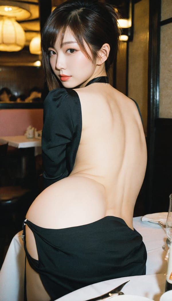 Tags: 21872187, SDXL
{"3": {"inputs": {"seed": 196114319929502, "steps": 32, "cfg": 7.01, "sampler_name": "dpmpp_2m", "scheduler": "karras", "denoise": 1.0, "model": ["27", 0], "positive": ["6", 0], "negative": ["7", 0], "latent_image": ["5", 0]}, "class_type": "KSampler"}, "4": {"inputs": {"ckpt_name": "helloworldxl.safetensors"}, "class_type": "CheckpointLoaderSimple"}, "5": {"inputs": {"width": 768, "height": 1344, "batch_size": 1}, "class_type": "EmptyLatentImage"}, "6": {"inputs": {"text": "27 year old girl, (taiwanese:1.03), (japanese:1.14), (slim:1.05), (cute:0.97), (pale skin:0.95), (temptress:0.98), (detailed face:1.08), (seductive facial expression:1.05), (eyelashes:0.96), (blush:1.00), (idol:1.00), (double eyelids:0.95), (beautiful eyes:0.97), (seductive pose:1.04), (sexy lips:0.95), (perky ass:0.98), (exposed ass:1.13), (looking back:1.05), (sexy ass:1.05), (thigh gap:1.05), (wearing a little black dress:1.01) at a fine dining restaurant, (candid cinema:1.03), (textured skin:1.06), (skin fuzz:1.02), (portra:1.03), (natural looking skin:1.09), (film:1.01), (RAW:1.09), (detailed skin:1.06), (soft lighting:1.01)", "clip": ["27", 1]}, "class_type": "CLIPTextEncode"}, "7": {"inputs": {"text": "(watermark:1.08), (bad hands:1.11), (twisted:1.11), (open mouth:1.11), (distorted:1.06), (worst quality:1.11), (low resolution:1.12)", "clip": ["27", 1]}, "class_type": "CLIPTextEncode"}, "8": {"inputs": {"samples": ["3", 0], "vae": ["4", 2]}, "class_type": "VAEDecode"}, "25": {"inputs": {"lora_name": "nudify_xl.safetensors", "strength_model": 0.08, "strength_clip": 0.31, "model": ["4", 0], "clip": ["4", 1]}, "class_type": "LoraLoader"}, "26": {"inputs": {"lora_name": "shirtlift_SDXL_v2.safetensors", "strength_model": 0.02, "strength_clip": 0.06, "model": ["25", 0], "clip": ["25", 1]}, "class_type": "LoraLoader"}, "27": {"inputs": {"lora_name": "PerfectEyesXL.safetensors", "strength_model": 0.0, "strength_clip": 0.1, "model": ["26", 0], "clip": ["26", 1]}, "class_type": "LoraLoader"}, "30": {"inputs": {"model_name": "4x_NMKD-Superscale-SP_178000_G.pth"}, "class_type": "UpscaleModelLoader"}, "31": {"inputs": {"upscale_model": ["30", 0], "image": ["8", 0]}, "class_type": "ImageUpscaleWithModel"}, "32": {"inputs": {"upscale_method": "lanczos", "scale_by": 0.5, "image": ["31", 0]}, "class_type": "ImageScaleBy"}, "33": {"inputs": {"pixels": ["32", 0], "vae": ["4", 2]}, "class_type": "VAEEncode"}, "34": {"inputs": {"seed": 196114319929502, "steps": 32, "cfg": 7.01, "sampler_name": "dpmpp_2m", "scheduler": "karras", "denoise": 0.3, "model": ["27", 0], "positive": ["6", 0], "negative": ["7", 0], "latent_image": ["33", 0]}, "class_type": "KSampler"}, "36": {"inputs": {"samples": ["34", 0], "vae": ["4", 2]}, "class_type": "VAEDecode"}, "39": {"inputs": {"filename_prefix": "comfyapi-1732383165930", "images": ["36", 0]}, "class_type": "SaveImage"}}