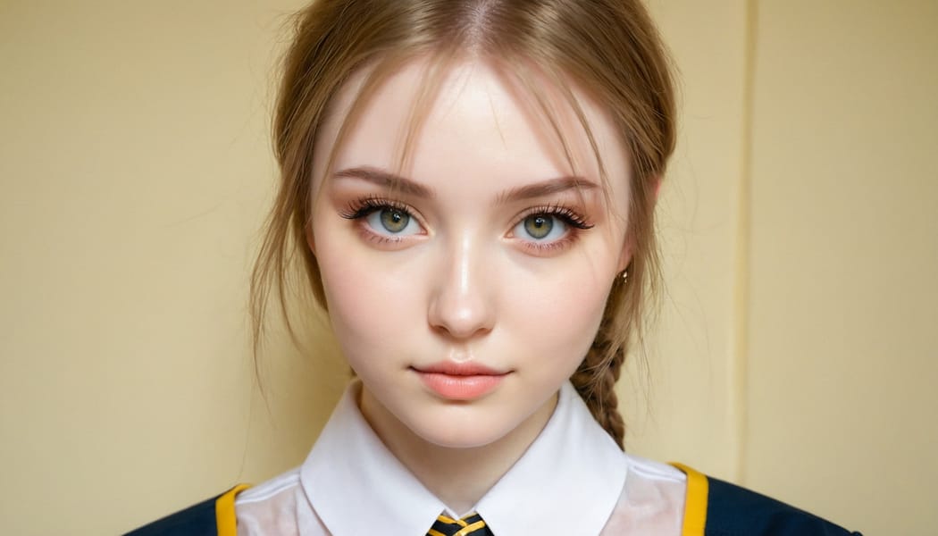 Tags: 21872187, SDXL
{"3": {"inputs": {"seed": 464296885646742, "steps": 64, "cfg": 7.46, "sampler_name": "dpmpp_2m", "scheduler": "karras", "denoise": 1.0, "model": ["27", 0], "positive": ["6", 0], "negative": ["7", 0], "latent_image": ["5", 0]}, "class_type": "KSampler"}, "4": {"inputs": {"ckpt_name": "juggernautxl.safetensors"}, "class_type": "CheckpointLoaderSimple"}, "5": {"inputs": {"width": 1344, "height": 768, "batch_size": 1}, "class_type": "EmptyLatentImage"}, "6": {"inputs": {"text": "23 year old girl, (ukrainian:1.11), (cute:1.06), (double eyelids:0.98), (eyelashes:1.05), (pale skin:1.08), (idol:1.00), (blush:0.96), (slim:1.13), (seductive facial expression:1.06), (detailed face:1.11), (temptress:1.01), (seductive pose:0.99), (beautiful eyes:1.07), (in a seductive pose:1.07), (large perky breasts:0.99), (cleavage:1.00), (thigh gap:1.07), (school uniform:1.06), choker, busy street, (portra:1.02), (soft lighting:1.03), (RAW:1.01), (natural looking skin:1.04), (film:1.01), (detailed skin:1.03), (skin fuzz:1.09), (textured skin:1.07), (candid cinema:1.03)", "clip": ["27", 1]}, "class_type": "CLIPTextEncode"}, "7": {"inputs": {"text": "(open mouth:1.13), (worst quality:1.07), (bad hands:1.13), (low resolution:1.06), (distorted:1.09), (twisted:1.05), (watermark:1.12)", "clip": ["27", 1]}, "class_type": "CLIPTextEncode"}, "8": {"inputs": {"samples": ["3", 0], "vae": ["4", 2]}, "class_type": "VAEDecode"}, "25": {"inputs": {"lora_name": "nudify_xl.safetensors", "strength_model": 0.24, "strength_clip": 0.36, "model": ["4", 0], "clip": ["4", 1]}, "class_type": "LoraLoader"}, "26": {"inputs": {"lora_name": "shirtlift_SDXL_v2.safetensors", "strength_model": 0.05, "strength_clip": 0.0, "model": ["25", 0], "clip": ["25", 1]}, "class_type": "LoraLoader"}, "27": {"inputs": {"lora_name": "PerfectEyesXL.safetensors", "strength_model": 0.19, "strength_clip": 0.18, "model": ["26", 0], "clip": ["26", 1]}, "class_type": "LoraLoader"}, "30": {"inputs": {"model_name": "4x_NMKD-Superscale-SP_178000_G.pth"}, "class_type": "UpscaleModelLoader"}, "31": {"inputs": {"upscale_model": ["30", 0], "image": ["8", 0]}, "class_type": "ImageUpscaleWithModel"}, "32": {"inputs": {"upscale_method": "lanczos", "scale_by": 0.5, "image": ["31", 0]}, "class_type": "ImageScaleBy"}, "33": {"inputs": {"pixels": ["32", 0], "vae": ["4", 2]}, "class_type": "VAEEncode"}, "34": {"inputs": {"seed": 464296885646742, "steps": 64, "cfg": 7.46, "sampler_name": "dpmpp_2m", "scheduler": "karras", "denoise": 0.3, "model": ["27", 0], "positive": ["6", 0], "negative": ["7", 0], "latent_image": ["33", 0]}, "class_type": "KSampler"}, "36": {"inputs": {"samples": ["34", 0], "vae": ["4", 2]}, "class_type": "VAEDecode"}, "39": {"inputs": {"filename_prefix": "comfyapi-1724004290851", "images": ["36", 0]}, "class_type": "SaveImage"}}