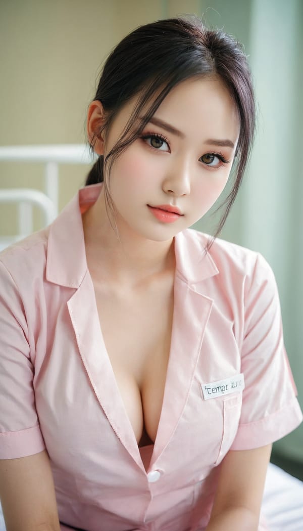 Tags: 21872187, SDXL
{"3": {"inputs": {"seed": 315640278173440, "steps": 64, "cfg": 5.35, "sampler_name": "dpmpp_2m", "scheduler": "karras", "denoise": 1.0, "model": ["27", 0], "positive": ["6", 0], "negative": ["7", 0], "latent_image": ["5", 0]}, "class_type": "KSampler"}, "4": {"inputs": {"ckpt_name": "juggernautxl.safetensors"}, "class_type": "CheckpointLoaderSimple"}, "5": {"inputs": {"width": 768, "height": 1344, "batch_size": 1}, "class_type": "EmptyLatentImage"}, "6": {"inputs": {"text": "21 year old girl, (detailed face:1.05), (blush:1.13), (temptress:1.09), (beautiful eyes:0.99), (seductive facial expression:1.09), (slim:1.02), (double eyelids:1.03), (seductive pose:1.13), (idol:1.00), (sexy lips:1.07), (pale skin:0.99), (eyelashes:0.98), (in a seductive pose:1.09), (large perky breasts:0.98), (cleavage:1.06), (thigh gap:1.14), (nurse in uniform:1.12) working in a hospital ward, (detailed skin:1.02), (skin fuzz:1.00), (textured skin:1.03), (portra:1.07), (RAW:1.08), (soft lighting:1.05), (natural looking skin:1.06), (film:1.06), (candid cinema:1.06)", "clip": ["27", 1]}, "class_type": "CLIPTextEncode"}, "7": {"inputs": {"text": "(low resolution:1.07), (distorted:1.11), (bad hands:1.08), (open mouth:1.06), (worst quality:1.08), (watermark:1.08), (twisted:1.06)", "clip": ["27", 1]}, "class_type": "CLIPTextEncode"}, "8": {"inputs": {"samples": ["3", 0], "vae": ["4", 2]}, "class_type": "VAEDecode"}, "25": {"inputs": {"lora_name": "nudify_xl.safetensors", "strength_model": 0.02, "strength_clip": 0.07, "model": ["4", 0], "clip": ["4", 1]}, "class_type": "LoraLoader"}, "26": {"inputs": {"lora_name": "shirtlift_SDXL_v2.safetensors", "strength_model": 0.06, "strength_clip": 0.07, "model": ["25", 0], "clip": ["25", 1]}, "class_type": "LoraLoader"}, "27": {"inputs": {"lora_name": "PerfectEyesXL.safetensors", "strength_model": 0.14, "strength_clip": 0.07, "model": ["26", 0], "clip": ["26", 1]}, "class_type": "LoraLoader"}, "30": {"inputs": {"model_name": "4x_NMKD-Superscale-SP_178000_G.pth"}, "class_type": "UpscaleModelLoader"}, "31": {"inputs": {"upscale_model": ["30", 0], "image": ["8", 0]}, "class_type": "ImageUpscaleWithModel"}, "32": {"inputs": {"upscale_method": "lanczos", "scale_by": 0.5, "image": ["31", 0]}, "class_type": "ImageScaleBy"}, "33": {"inputs": {"pixels": ["32", 0], "vae": ["4", 2]}, "class_type": "VAEEncode"}, "34": {"inputs": {"seed": 315640278173440, "steps": 64, "cfg": 5.35, "sampler_name": "dpmpp_2m", "scheduler": "karras", "denoise": 0.3, "model": ["27", 0], "positive": ["6", 0], "negative": ["7", 0], "latent_image": ["33", 0]}, "class_type": "KSampler"}, "36": {"inputs": {"samples": ["34", 0], "vae": ["4", 2]}, "class_type": "VAEDecode"}, "39": {"inputs": {"filename_prefix": "comfyapi-1731558021270", "images": ["36", 0]}, "class_type": "SaveImage"}}