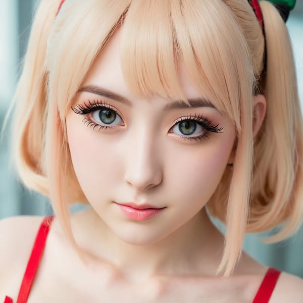 Tags: 21872187, SDXL
{"3": {"inputs": {"seed": 217922202879404, "steps": 32, "cfg": 7.57, "sampler_name": "dpmpp_2m", "scheduler": "karras", "denoise": 1.0, "model": ["27", 0], "positive": ["6", 0], "negative": ["7", 0], "latent_image": ["5", 0]}, "class_type": "KSampler"}, "4": {"inputs": {"ckpt_name": "juggernautXL_v8Rundiffusion.safetensors"}, "class_type": "CheckpointLoaderSimple"}, "5": {"inputs": {"width": 1024, "height": 1024, "batch_size": 1}, "class_type": "EmptyLatentImage"}, "6": {"inputs": {"text": "22 year old girl, (irish:1.05), (eyelashes:1.05), (idol:0.99), (detailed face:1.06), (temptress:1.02), (double eyelids:0.97), (cute:0.98), (beautiful eyes:1.12), (seductive pose:1.02), (blush:1.05), (slim:0.95), (seductive facial expression:1.08), (sexy lips:0.95), (pale skin:1.09), (in a seductive pose:1.09), (large perky breasts:1.07), (cleavage:0.97), (thigh gap:1.14), (in a cosplay:1.09) at comiket posing for camera, (candid cinema:1.08), (detailed skin:1.07), (RAW:1.09), (soft lighting:1.09), (film:1.00), (skin fuzz:1.05), (portra:1.07), (natural looking skin:1.04), (textured skin:1.09)", "clip": ["27", 1]}, "class_type": "CLIPTextEncode"}, "7": {"inputs": {"text": "(watermark:1.12), (open mouth:1.14), (distorted:1.05), (low resolution:1.13), (worst quality:1.09), (twisted:1.07), (bad hands:1.10)", "clip": ["27", 1]}, "class_type": "CLIPTextEncode"}, "8": {"inputs": {"samples": ["3", 0], "vae": ["4", 2]}, "class_type": "VAEDecode"}, "25": {"inputs": {"lora_name": "nudify_xl.safetensors", "strength_model": 0.11, "strength_clip": 0.19, "model": ["4", 0], "clip": ["4", 1]}, "class_type": "LoraLoader"}, "26": {"inputs": {"lora_name": "shirtlift_SDXL_v2.safetensors", "strength_model": 0.1, "strength_clip": 0.08, "model": ["25", 0], "clip": ["25", 1]}, "class_type": "LoraLoader"}, "27": {"inputs": {"lora_name": "PerfectEyesXL.safetensors", "strength_model": 0.02, "strength_clip": 0.01, "model": ["26", 0], "clip": ["26", 1]}, "class_type": "LoraLoader"}, "30": {"inputs": {"model_name": "4x_NMKD-Superscale-SP_178000_G.pth"}, "class_type": "UpscaleModelLoader"}, "31": {"inputs": {"upscale_model": ["30", 0], "image": ["8", 0]}, "class_type": "ImageUpscaleWithModel"}, "32": {"inputs": {"upscale_method": "lanczos", "scale_by": 0.5, "image": ["31", 0]}, "class_type": "ImageScaleBy"}, "33": {"inputs": {"pixels": ["32", 0], "vae": ["4", 2]}, "class_type": "VAEEncode"}, "34": {"inputs": {"seed": 217922202879404, "steps": 32, "cfg": 7.57, "sampler_name": "dpmpp_2m", "scheduler": "karras", "denoise": 0.3, "model": ["27", 0], "positive": ["6", 0], "negative": ["7", 0], "latent_image": ["33", 0]}, "class_type": "KSampler"}, "36": {"inputs": {"samples": ["34", 0], "vae": ["4", 2]}, "class_type": "VAEDecode"}, "39": {"inputs": {"filename_prefix": "comfyapi-1707696683300", "images": ["36", 0]}, "class_type": "SaveImage"}}