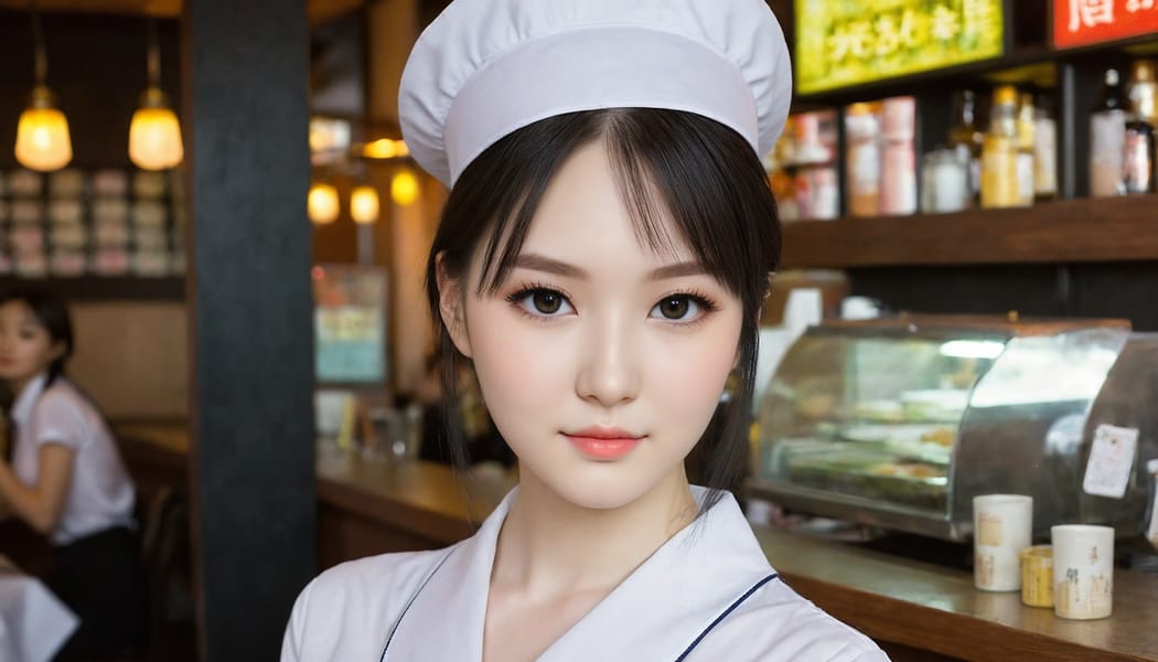 Tags: 21872187, SDXL
{"3": {"inputs": {"seed": 465308350320975, "steps": 32, "cfg": 6.38, "sampler_name": "dpmpp_2m", "scheduler": "karras", "denoise": 1.0, "model": ["27", 0], "positive": ["6", 0], "negative": ["7", 0], "latent_image": ["5", 0]}, "class_type": "KSampler"}, "4": {"inputs": {"ckpt_name": "juggernautXL_v8Rundiffusion.safetensors"}, "class_type": "CheckpointLoaderSimple"}, "5": {"inputs": {"width": 1344, "height": 768, "batch_size": 1}, "class_type": "EmptyLatentImage"}, "6": {"inputs": {"text": "19 year old girl, (ukrainian:0.98), (japanese:1.09), (pale skin:0.99), (seductive facial expression:1.01), (cute:1.02), (eyelashes:1.09), (double eyelids:0.98), (beautiful eyes:1.02), (temptress:0.99), (detailed face:1.01), (idol:1.05), (seductive pose:1.04), (slim:1.09), (blush:0.99), (sexy lips:1.06), (in a seductive pose:1.05), (large perky breasts:1.11), (cleavage:1.05), (thigh gap:1.14), (a waitress in uniform:1.14) working at a restaurant, (textured skin:1.07), (soft lighting:1.07), (detailed skin:1.07), (portra:1.05), (film:1.00), (candid cinema:1.08), (skin fuzz:1.08), (RAW:1.08), (natural looking skin:1.03)", "clip": ["27", 1]}, "class_type": "CLIPTextEncode"}, "7": {"inputs": {"text": "(twisted:1.13), (open mouth:1.09), (bad hands:1.06), (distorted:1.07), (worst quality:1.08), (watermark:1.13), (low resolution:1.10)", "clip": ["27", 1]}, "class_type": "CLIPTextEncode"}, "8": {"inputs": {"samples": ["3", 0], "vae": ["4", 2]}, "class_type": "VAEDecode"}, "25": {"inputs": {"lora_name": "nudify_xl.safetensors", "strength_model": 0.12, "strength_clip": 0.0, "model": ["4", 0], "clip": ["4", 1]}, "class_type": "LoraLoader"}, "26": {"inputs": {"lora_name": "shirtlift_SDXL_v2.safetensors", "strength_model": 0.08, "strength_clip": 0.01, "model": ["25", 0], "clip": ["25", 1]}, "class_type": "LoraLoader"}, "27": {"inputs": {"lora_name": "PerfectEyesXL.safetensors", "strength_model": 0.06, "strength_clip": 0.01, "model": ["26", 0], "clip": ["26", 1]}, "class_type": "LoraLoader"}, "30": {"inputs": {"model_name": "4x_NMKD-Superscale-SP_178000_G.pth"}, "class_type": "UpscaleModelLoader"}, "31": {"inputs": {"upscale_model": ["30", 0], "image": ["8", 0]}, "class_type": "ImageUpscaleWithModel"}, "32": {"inputs": {"upscale_method": "lanczos", "scale_by": 0.5, "image": ["31", 0]}, "class_type": "ImageScaleBy"}, "33": {"inputs": {"pixels": ["32", 0], "vae": ["4", 2]}, "class_type": "VAEEncode"}, "34": {"inputs": {"seed": 465308350320975, "steps": 32, "cfg": 6.38, "sampler_name": "dpmpp_2m", "scheduler": "karras", "denoise": 0.3, "model": ["27", 0], "positive": ["6", 0], "negative": ["7", 0], "latent_image": ["33", 0]}, "class_type": "KSampler"}, "36": {"inputs": {"samples": ["34", 0], "vae": ["4", 2]}, "class_type": "VAEDecode"}, "39": {"inputs": {"filename_prefix": "comfyapi-1707422904275", "images": ["36", 0]}, "class_type": "SaveImage"}}