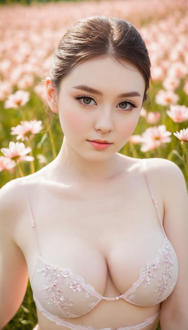 Tags: 21872187, SDXL
{"3": {"inputs": {"seed": 302083632395535, "steps": 32, "cfg": 5.89, "sampler_name": "dpmpp_2m", "scheduler": "karras", "denoise": 1.0, "model": ["27", 0], "positive": ["6", 0], "negative": ["7", 0], "latent_image": ["5", 0]}, "class_type": "KSampler"}, "4": {"inputs": {"ckpt_name": "juggernautXL_v8Rundiffusion.safetensors"}, "class_type": "CheckpointLoaderSimple"}, "5": {"inputs": {"width": 768, "height": 1344, "batch_size": 1}, "class_type": "EmptyLatentImage"}, "6": {"inputs": {"text": "23 year old girl, (detailed face:0.98), (pale skin:1.10), (beautiful eyes:1.04), (cute:0.96), (slim:1.07), (blush:0.98), (seductive facial expression:1.02), (eyelashes:1.12), (sexy lips:1.10), (temptress:1.04), (double eyelids:1.02), (idol:0.99), (seductive pose:1.08), (in a seductive pose:0.99), (large perky breasts:1.05), (cleavage:1.03), (thigh gap:1.05), wearing (translucent clothes:1.07) on a flower field, (soft lighting:1.00), (portra:1.08), (RAW:1.08), (textured skin:1.00), (skin fuzz:1.06), (candid cinema:1.06), (detailed skin:1.02), (natural looking skin:1.04), (film:1.00)", "clip": ["27", 1]}, "class_type": "CLIPTextEncode"}, "7": {"inputs": {"text": "(watermark:1.14), (low resolution:1.12), (worst quality:1.12), (distorted:1.07), (twisted:1.14), (bad hands:1.06), (open mouth:1.13)", "clip": ["27", 1]}, "class_type": "CLIPTextEncode"}, "8": {"inputs": {"samples": ["3", 0], "vae": ["4", 2]}, "class_type": "VAEDecode"}, "25": {"inputs": {"lora_name": "nudify_xl.safetensors", "strength_model": 0.21, "strength_clip": 0.11, "model": ["4", 0], "clip": ["4", 1]}, "class_type": "LoraLoader"}, "26": {"inputs": {"lora_name": "shirtlift_SDXL_v2.safetensors", "strength_model": 0.05, "strength_clip": 0.02, "model": ["25", 0], "clip": ["25", 1]}, "class_type": "LoraLoader"}, "27": {"inputs": {"lora_name": "PerfectEyesXL.safetensors", "strength_model": 0.19, "strength_clip": 0.17, "model": ["26", 0], "clip": ["26", 1]}, "class_type": "LoraLoader"}, "30": {"inputs": {"model_name": "4x_NMKD-Superscale-SP_178000_G.pth"}, "class_type": "UpscaleModelLoader"}, "31": {"inputs": {"upscale_model": ["30", 0], "image": ["8", 0]}, "class_type": "ImageUpscaleWithModel"}, "32": {"inputs": {"upscale_method": "lanczos", "scale_by": 0.5, "image": ["31", 0]}, "class_type": "ImageScaleBy"}, "33": {"inputs": {"pixels": ["32", 0], "vae": ["4", 2]}, "class_type": "VAEEncode"}, "34": {"inputs": {"seed": 302083632395535, "steps": 32, "cfg": 5.89, "sampler_name": "dpmpp_2m", "scheduler": "karras", "denoise": 0.3, "model": ["27", 0], "positive": ["6", 0], "negative": ["7", 0], "latent_image": ["33", 0]}, "class_type": "KSampler"}, "36": {"inputs": {"samples": ["34", 0], "vae": ["4", 2]}, "class_type": "VAEDecode"}, "39": {"inputs": {"filename_prefix": "comfyapi-1708225295150", "images": ["36", 0]}, "class_type": "SaveImage"}}