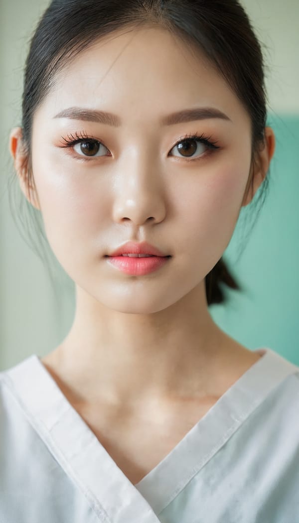 Tags: 21872187, SDXL
{"3": {"inputs": {"seed": 222279350820379, "steps": 32, "cfg": 5.02, "sampler_name": "dpmpp_2m", "scheduler": "karras", "denoise": 1.0, "model": ["27", 0], "positive": ["6", 0], "negative": ["7", 0], "latent_image": ["5", 0]}, "class_type": "KSampler"}, "4": {"inputs": {"ckpt_name": "juggernautxl.safetensors"}, "class_type": "CheckpointLoaderSimple"}, "5": {"inputs": {"width": 768, "height": 1344, "batch_size": 1}, "class_type": "EmptyLatentImage"}, "6": {"inputs": {"text": "24 year old girl, (taiwanese:1.09), (ukrainian:1.04), (korean:1.09), (eyelashes:0.95), (detailed face:0.97), (beautiful eyes:1.00), (double eyelids:1.11), (temptress:1.12), (slim:0.98), (pale skin:0.97), (sexy lips:1.07), (blush:1.04), (idol:1.09), (seductive pose:0.96), (seductive facial expression:1.00), (cute:1.08), (perky ass:1.10), (exposed ass:1.14), (looking back:1.08), (sexy ass:1.14), (thigh gap:0.96), (nurse in uniform:1.11) working in a hospital ward, (film:1.07), (textured skin:1.00), (detailed skin:1.09), (soft lighting:1.04), (candid cinema:1.09), (skin fuzz:1.03), (portra:1.03), (RAW:1.09), (natural looking skin:1.05)", "clip": ["27", 1]}, "class_type": "CLIPTextEncode"}, "7": {"inputs": {"text": "(open mouth:1.05), (worst quality:1.10), (watermark:1.07), (distorted:1.10), (twisted:1.14), (bad hands:1.08), (low resolution:1.13)", "clip": ["27", 1]}, "class_type": "CLIPTextEncode"}, "8": {"inputs": {"samples": ["3", 0], "vae": ["4", 2]}, "class_type": "VAEDecode"}, "25": {"inputs": {"lora_name": "nudify_xl.safetensors", "strength_model": 0.03, "strength_clip": 0.23, "model": ["4", 0], "clip": ["4", 1]}, "class_type": "LoraLoader"}, "26": {"inputs": {"lora_name": "shirtlift_SDXL_v2.safetensors", "strength_model": 0.15, "strength_clip": 0.17, "model": ["25", 0], "clip": ["25", 1]}, "class_type": "LoraLoader"}, "27": {"inputs": {"lora_name": "PerfectEyesXL.safetensors", "strength_model": 0.11, "strength_clip": 0.01, "model": ["26", 0], "clip": ["26", 1]}, "class_type": "LoraLoader"}, "30": {"inputs": {"model_name": "4x_NMKD-Superscale-SP_178000_G.pth"}, "class_type": "UpscaleModelLoader"}, "31": {"inputs": {"upscale_model": ["30", 0], "image": ["8", 0]}, "class_type": "ImageUpscaleWithModel"}, "32": {"inputs": {"upscale_method": "lanczos", "scale_by": 0.5, "image": ["31", 0]}, "class_type": "ImageScaleBy"}, "33": {"inputs": {"pixels": ["32", 0], "vae": ["4", 2]}, "class_type": "VAEEncode"}, "34": {"inputs": {"seed": 222279350820379, "steps": 32, "cfg": 5.02, "sampler_name": "dpmpp_2m", "scheduler": "karras", "denoise": 0.3, "model": ["27", 0], "positive": ["6", 0], "negative": ["7", 0], "latent_image": ["33", 0]}, "class_type": "KSampler"}, "36": {"inputs": {"samples": ["34", 0], "vae": ["4", 2]}, "class_type": "VAEDecode"}, "39": {"inputs": {"filename_prefix": "comfyapi-1723818314272", "images": ["36", 0]}, "class_type": "SaveImage"}}