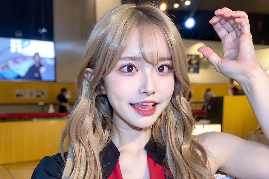 Tags: 21872187
<lora:mix4:0.43>, <lora:JapaneseDollLikeness_v15:0.78>, <lora:koreanDollLikeness:0.53>, <lora:YaeMiko_Test:0.37>, (russian:1.00), (ukrainian:1.01), (cosplay:0.96), cosplay exhibition, comiket, posing for camera, <lora:ahegao-x-v4:0.53>, ahegao face, pleasure, extremely detailed eyes, extremely detailed face, cute, (photorealistic:1.13), seductive smile, double eyelids, eyelashes, perky breasts, textured skin, 4K, RAW, sharp, hyper realistic, (thigh gap:1.01), solo, (dramatic:1.13)
Negative prompt: drawings, sketches, anime, black and white, disfigured, (worst quality:1.99)
Steps: 32, Sampler: DPM++ 2M Karras, CFG scale: 5.8, Seed: 3482930848, Size: 768x512, Model hash: fc2511737a, Model: chilloutmix_NiPrunedFp32Fix, Seed resize from: -1x-1, Denoising strength: 0.5, Version: v1.2.1, Hires upscale: 2.0, Hires steps: 16, Hires upscaler: ESRGAN_4x