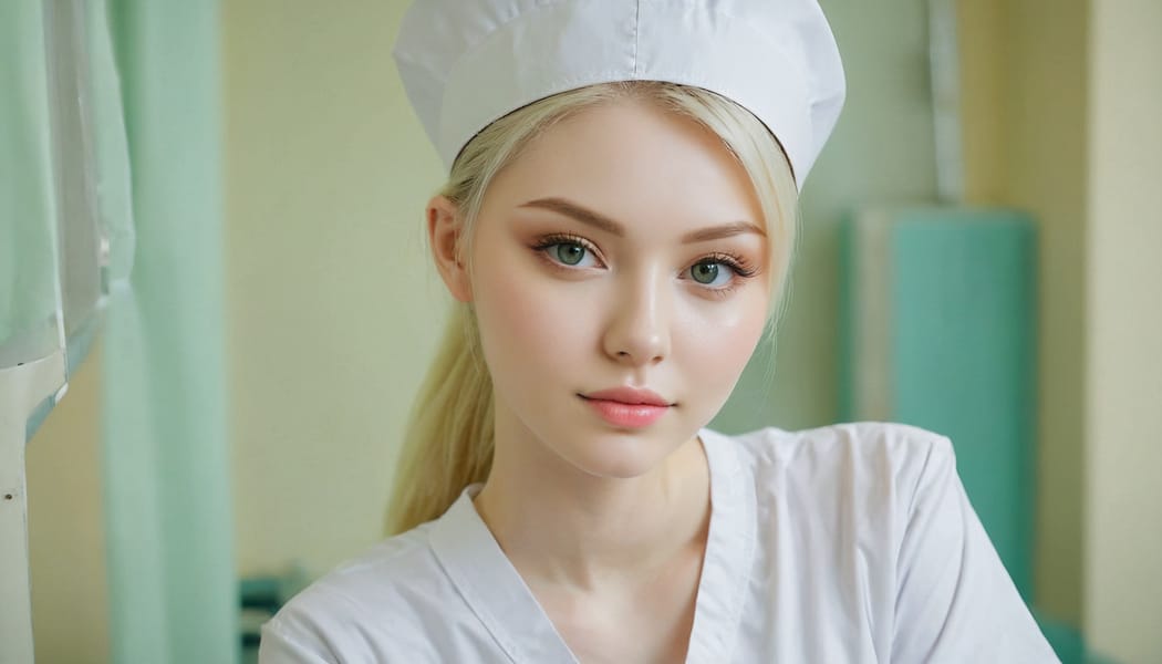 Tags: 21872187, SDXL
{"3": {"inputs": {"seed": 747310246213461, "steps": 32, "cfg": 5.67, "sampler_name": "dpmpp_2m", "scheduler": "karras", "denoise": 1.0, "model": ["27", 0], "positive": ["6", 0], "negative": ["7", 0], "latent_image": ["5", 0]}, "class_type": "KSampler"}, "4": {"inputs": {"ckpt_name": "juggernautxl.safetensors"}, "class_type": "CheckpointLoaderSimple"}, "5": {"inputs": {"width": 1344, "height": 768, "batch_size": 1}, "class_type": "EmptyLatentImage"}, "6": {"inputs": {"text": "19 year old girl, (ukrainian:1.09), (sexy lips:0.95), (pale skin:1.05), (cute:0.98), (idol:1.10), (slim:0.99), (beautiful eyes:1.13), (temptress:1.11), (seductive facial expression:1.03), (blush:0.99), (double eyelids:1.13), (eyelashes:1.01), (seductive pose:0.99), (in a seductive pose:1.03), (large perky breasts:1.13), (cleavage:0.99), (thigh gap:1.12), (nurse in uniform:1.01) working in a hospital ward, (detailed skin:1.06), (natural looking skin:1.07), (RAW:1.03), (portra:1.02), (textured skin:1.09), (soft lighting:1.04), (candid cinema:1.06), (skin fuzz:1.05), (film:1.00)", "clip": ["27", 1]}, "class_type": "CLIPTextEncode"}, "7": {"inputs": {"text": "(twisted:1.08), (worst quality:1.12), (open mouth:1.06), (distorted:1.07), (bad hands:1.07), (low resolution:1.07), (watermark:1.12)", "clip": ["27", 1]}, "class_type": "CLIPTextEncode"}, "8": {"inputs": {"samples": ["3", 0], "vae": ["4", 2]}, "class_type": "VAEDecode"}, "25": {"inputs": {"lora_name": "nudify_xl.safetensors", "strength_model": 0.35, "strength_clip": 0.21, "model": ["4", 0], "clip": ["4", 1]}, "class_type": "LoraLoader"}, "26": {"inputs": {"lora_name": "shirtlift_SDXL_v2.safetensors", "strength_model": 0.09, "strength_clip": 0.01, "model": ["25", 0], "clip": ["25", 1]}, "class_type": "LoraLoader"}, "27": {"inputs": {"lora_name": "PerfectEyesXL.safetensors", "strength_model": 0.08, "strength_clip": 0.03, "model": ["26", 0], "clip": ["26", 1]}, "class_type": "LoraLoader"}, "30": {"inputs": {"model_name": "4x_NMKD-Superscale-SP_178000_G.pth"}, "class_type": "UpscaleModelLoader"}, "31": {"inputs": {"upscale_model": ["30", 0], "image": ["8", 0]}, "class_type": "ImageUpscaleWithModel"}, "32": {"inputs": {"upscale_method": "lanczos", "scale_by": 0.5, "image": ["31", 0]}, "class_type": "ImageScaleBy"}, "33": {"inputs": {"pixels": ["32", 0], "vae": ["4", 2]}, "class_type": "VAEEncode"}, "34": {"inputs": {"seed": 747310246213461, "steps": 32, "cfg": 5.67, "sampler_name": "dpmpp_2m", "scheduler": "karras", "denoise": 0.3, "model": ["27", 0], "positive": ["6", 0], "negative": ["7", 0], "latent_image": ["33", 0]}, "class_type": "KSampler"}, "36": {"inputs": {"samples": ["34", 0], "vae": ["4", 2]}, "class_type": "VAEDecode"}, "39": {"inputs": {"filename_prefix": "comfyapi-1716404999717", "images": ["36", 0]}, "class_type": "SaveImage"}}