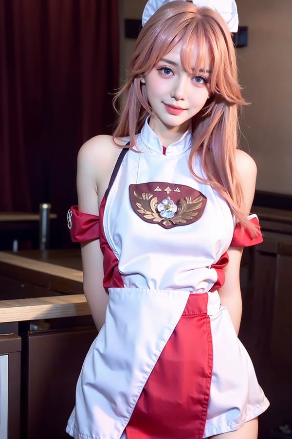 Tags: 21872187
<lora:JapaneseDollLikeness_v15:0.63>, <lora:koreanDollLikeness:0.70>, (russian:1.08), (waitress wearing uniform:1.14), restaurant, <lora:skirtlift-v4:0.91 <lora:Addams:0.26>, extremely detailed eyes, cute, (photorealistic:1.15), sexy lips, seductive smile, double eyelids, eyelashes, perky breasts, textured skin, best quality, sharp, tall, (long slim legs:1.10), 1girl, solo
Negative prompt: drawings, sketches, paintings, anime, fat, (worst quality:2.21)
Steps: 32, Sampler: DPM++ 2M Karras, CFG scale: 6.87, Seed: 1109510827, Size: 512x768, Model hash: fc2511737a, Model: chilloutmix_NiPrunedFp32Fix, Seed resize from: -1x-1, Denoising strength: 0.4, Version: v1.2.1, Hires upscale: 3.0, Hires steps: 32, Hires upscaler: ESRGAN_4x