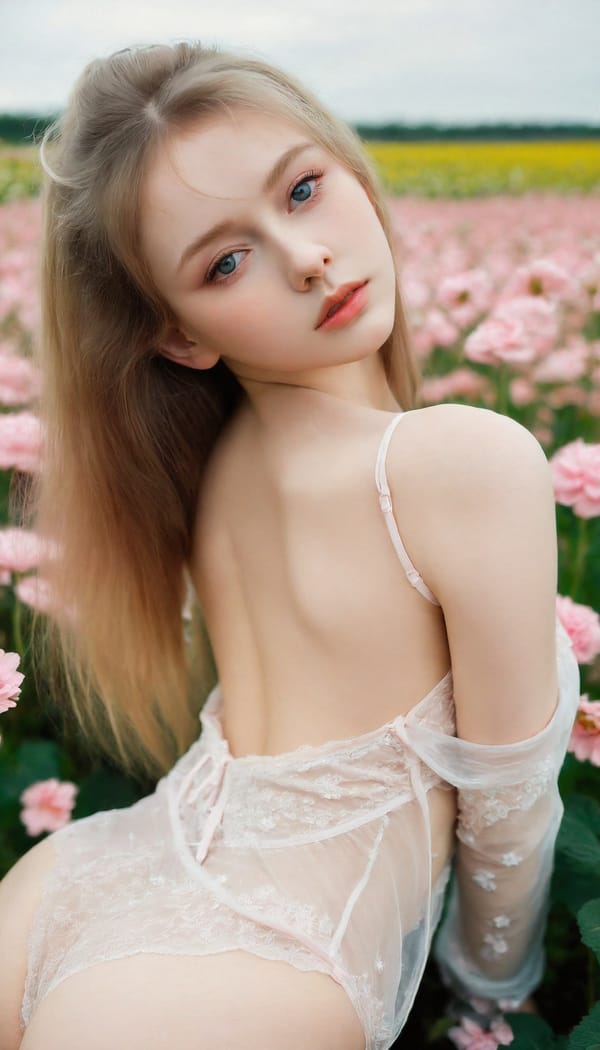 Tags: 21872187, SDXL
{"3": {"inputs": {"seed": 922362944224850, "steps": 64, "cfg": 6.76, "sampler_name": "dpmpp_2m", "scheduler": "karras", "denoise": 1.0, "model": ["27", 0], "positive": ["6", 0], "negative": ["7", 0], "latent_image": ["5", 0]}, "class_type": "KSampler"}, "4": {"inputs": {"ckpt_name": "leosamsHelloworldSDXL_helloworldSDXL32DPO.safetensors"}, "class_type": "CheckpointLoaderSimple"}, "5": {"inputs": {"width": 768, "height": 1344, "batch_size": 1}, "class_type": "EmptyLatentImage"}, "6": {"inputs": {"text": "19 year old girl, (russian:1.11), (temptress:1.03), (cute:1.08), (beautiful eyes:1.10), (eyelashes:1.00), (seductive pose:0.97), (idol:1.10), (detailed face:1.07), (double eyelids:1.04), (blush:1.03), (seductive facial expression:1.06), (sexy lips:1.13), (slim:1.09), (pale skin:0.97), (on all fours:1.03), (spreading ass cheeks:1.11), (from behind:1.13), (backboob:0.98), wearing (translucent clothes:1.09) on a flower field, (skin fuzz:1.03), (film:1.08), (soft lighting:1.03), (textured skin:1.08), (natural looking skin:1.09), (RAW:1.06), (portra:1.04), (candid cinema:1.03), (detailed skin:1.06)", "clip": ["27", 1]}, "class_type": "CLIPTextEncode"}, "7": {"inputs": {"text": "(worst quality:1.08), (bad hands:1.11), (distorted:1.09), (watermark:1.10), (open mouth:1.08), (low resolution:1.08), (twisted:1.08)", "clip": ["27", 1]}, "class_type": "CLIPTextEncode"}, "8": {"inputs": {"samples": ["3", 0], "vae": ["4", 2]}, "class_type": "VAEDecode"}, "25": {"inputs": {"lora_name": "nudify_xl.safetensors", "strength_model": 0.09, "strength_clip": 0.33, "model": ["4", 0], "clip": ["4", 1]}, "class_type": "LoraLoader"}, "26": {"inputs": {"lora_name": "shirtlift_SDXL_v2.safetensors", "strength_model": 0.07, "strength_clip": 0.07, "model": ["25", 0], "clip": ["25", 1]}, "class_type": "LoraLoader"}, "27": {"inputs": {"lora_name": "PerfectEyesXL.safetensors", "strength_model": 0.11, "strength_clip": 0.15, "model": ["26", 0], "clip": ["26", 1]}, "class_type": "LoraLoader"}, "30": {"inputs": {"model_name": "4x_NMKD-Superscale-SP_178000_G.pth"}, "class_type": "UpscaleModelLoader"}, "31": {"inputs": {"upscale_model": ["30", 0], "image": ["8", 0]}, "class_type": "ImageUpscaleWithModel"}, "32": {"inputs": {"upscale_method": "lanczos", "scale_by": 0.5, "image": ["31", 0]}, "class_type": "ImageScaleBy"}, "33": {"inputs": {"pixels": ["32", 0], "vae": ["4", 2]}, "class_type": "VAEEncode"}, "34": {"inputs": {"seed": 922362944224850, "steps": 64, "cfg": 6.76, "sampler_name": "dpmpp_2m", "scheduler": "karras", "denoise": 0.3, "model": ["27", 0], "positive": ["6", 0], "negative": ["7", 0], "latent_image": ["33", 0]}, "class_type": "KSampler"}, "36": {"inputs": {"samples": ["34", 0], "vae": ["4", 2]}, "class_type": "VAEDecode"}, "39": {"inputs": {"filename_prefix": "comfyapi-1708123464042", "images": ["36", 0]}, "class_type": "SaveImage"}}