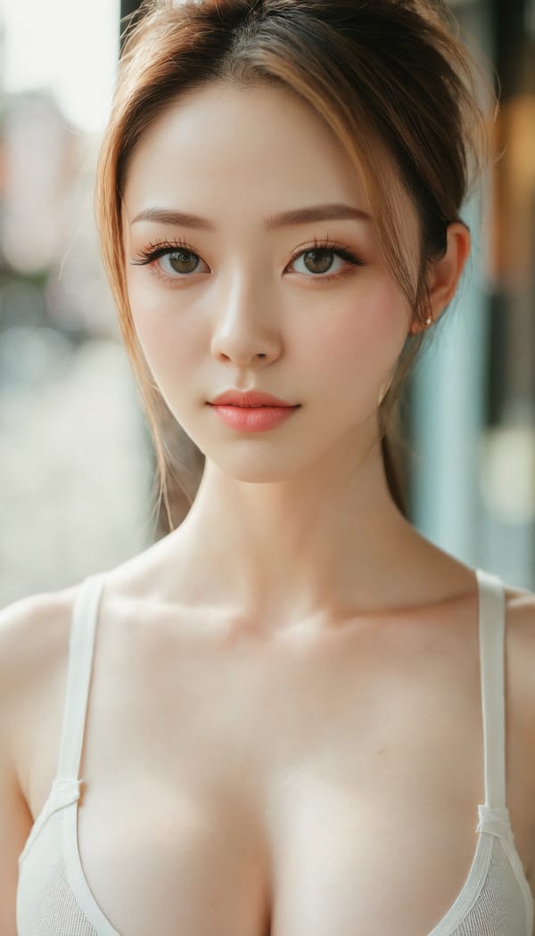 Tags: 21872187, SDXL
{"3": {"inputs": {"seed": 979590323227281, "steps": 64, "cfg": 5.67, "sampler_name": "dpmpp_2m", "scheduler": "karras", "denoise": 1.0, "model": ["27", 0], "positive": ["6", 0], "negative": ["7", 0], "latent_image": ["5", 0]}, "class_type": "KSampler"}, "4": {"inputs": {"ckpt_name": "juggernautxl.safetensors"}, "class_type": "CheckpointLoaderSimple"}, "5": {"inputs": {"width": 768, "height": 1344, "batch_size": 1}, "class_type": "EmptyLatentImage"}, "6": {"inputs": {"text": "28 year old girl, (double eyelids:1.12), (seductive pose:1.00), (pale skin:1.13), (slim:1.04), (sexy lips:0.97), (eyelashes:0.96), (blush:1.02), (seductive facial expression:0.99), (cute:1.02), (temptress:1.04), (detailed face:0.96), (beautiful eyes:1.07), (in a seductive pose:1.06), (large perky breasts:1.06), (cleavage:0.95), (thigh gap:0.98), (white tanktop:1.01), busy street, (natural looking skin:1.02), (RAW:1.00), (skin fuzz:1.07), (textured skin:1.04), (film:1.08), (detailed skin:1.01), (candid cinema:1.04), (soft lighting:1.01), (portra:1.02)", "clip": ["27", 1]}, "class_type": "CLIPTextEncode"}, "7": {"inputs": {"text": "(distorted:1.14), (open mouth:1.12), (twisted:1.08), (watermark:1.08), (worst quality:1.06), (low resolution:1.07), (bad hands:1.13)", "clip": ["27", 1]}, "class_type": "CLIPTextEncode"}, "8": {"inputs": {"samples": ["3", 0], "vae": ["4", 2]}, "class_type": "VAEDecode"}, "25": {"inputs": {"lora_name": "nudify_xl.safetensors", "strength_model": 0.13, "strength_clip": 0.21, "model": ["4", 0], "clip": ["4", 1]}, "class_type": "LoraLoader"}, "26": {"inputs": {"lora_name": "shirtlift_SDXL_v2.safetensors", "strength_model": 0.04, "strength_clip": 0.06, "model": ["25", 0], "clip": ["25", 1]}, "class_type": "LoraLoader"}, "27": {"inputs": {"lora_name": "PerfectEyesXL.safetensors", "strength_model": 0.05, "strength_clip": 0.16, "model": ["26", 0], "clip": ["26", 1]}, "class_type": "LoraLoader"}, "30": {"inputs": {"model_name": "4x_NMKD-Superscale-SP_178000_G.pth"}, "class_type": "UpscaleModelLoader"}, "31": {"inputs": {"upscale_model": ["30", 0], "image": ["8", 0]}, "class_type": "ImageUpscaleWithModel"}, "32": {"inputs": {"upscale_method": "lanczos", "scale_by": 0.5, "image": ["31", 0]}, "class_type": "ImageScaleBy"}, "33": {"inputs": {"pixels": ["32", 0], "vae": ["4", 2]}, "class_type": "VAEEncode"}, "34": {"inputs": {"seed": 979590323227281, "steps": 64, "cfg": 5.67, "sampler_name": "dpmpp_2m", "scheduler": "karras", "denoise": 0.3, "model": ["27", 0], "positive": ["6", 0], "negative": ["7", 0], "latent_image": ["33", 0]}, "class_type": "KSampler"}, "36": {"inputs": {"samples": ["34", 0], "vae": ["4", 2]}, "class_type": "VAEDecode"}, "39": {"inputs": {"filename_prefix": "comfyapi-1734639928261", "images": ["36", 0]}, "class_type": "SaveImage"}}