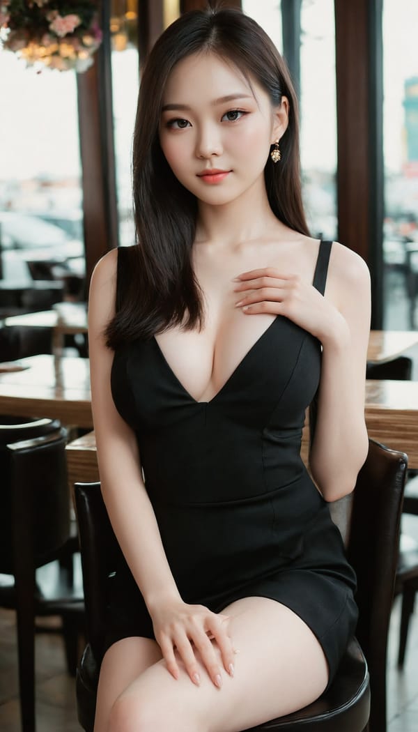 Tags: 21872187, SDXL
{"3": {"inputs": {"seed": 958232813524634, "steps": 32, "cfg": 6.41, "sampler_name": "dpmpp_2m", "scheduler": "karras", "denoise": 1.0, "model": ["27", 0], "positive": ["6", 0], "negative": ["7", 0], "latent_image": ["5", 0]}, "class_type": "KSampler"}, "4": {"inputs": {"ckpt_name": "juggernautXL_v8Rundiffusion.safetensors"}, "class_type": "CheckpointLoaderSimple"}, "5": {"inputs": {"width": 768, "height": 1344, "batch_size": 1}, "class_type": "EmptyLatentImage"}, "6": {"inputs": {"text": "25 year old girl, (russian:1.12), (korean:1.06), (slim:0.96), (beautiful eyes:1.05), (blush:1.03), (sexy lips:0.97), (pale skin:1.00), (idol:1.13), (detailed face:0.96), (seductive pose:1.01), (cute:0.97), (temptress:0.96), (seductive facial expression:1.11), (double eyelids:1.13), (in a seductive pose:1.09), (large perky breasts:1.07), (cleavage:1.07), (thigh gap:1.09), (wearing a little black dress:1.12) at a fine dining restaurant, (soft lighting:1.06), (RAW:1.07), (natural looking skin:1.09), (skin fuzz:1.07), (textured skin:1.00), (film:1.04), (detailed skin:1.07), (portra:1.06), (candid cinema:1.01)", "clip": ["27", 1]}, "class_type": "CLIPTextEncode"}, "7": {"inputs": {"text": "(distorted:1.09), (low resolution:1.08), (twisted:1.13), (open mouth:1.08), (worst quality:1.10), (bad hands:1.14), (watermark:1.12)", "clip": ["27", 1]}, "class_type": "CLIPTextEncode"}, "8": {"inputs": {"samples": ["3", 0], "vae": ["4", 2]}, "class_type": "VAEDecode"}, "25": {"inputs": {"lora_name": "nudify_xl.safetensors", "strength_model": 0.02, "strength_clip": 0.28, "model": ["4", 0], "clip": ["4", 1]}, "class_type": "LoraLoader"}, "26": {"inputs": {"lora_name": "shirtlift_SDXL_v2.safetensors", "strength_model": 0.0, "strength_clip": 0.1, "model": ["25", 0], "clip": ["25", 1]}, "class_type": "LoraLoader"}, "27": {"inputs": {"lora_name": "PerfectEyesXL.safetensors", "strength_model": 0.05, "strength_clip": 0.11, "model": ["26", 0], "clip": ["26", 1]}, "class_type": "LoraLoader"}, "30": {"inputs": {"model_name": "4x_NMKD-Superscale-SP_178000_G.pth"}, "class_type": "UpscaleModelLoader"}, "31": {"inputs": {"upscale_model": ["30", 0], "image": ["8", 0]}, "class_type": "ImageUpscaleWithModel"}, "32": {"inputs": {"upscale_method": "lanczos", "scale_by": 0.5, "image": ["31", 0]}, "class_type": "ImageScaleBy"}, "33": {"inputs": {"pixels": ["32", 0], "vae": ["4", 2]}, "class_type": "VAEEncode"}, "34": {"inputs": {"seed": 958232813524634, "steps": 32, "cfg": 6.41, "sampler_name": "dpmpp_2m", "scheduler": "karras", "denoise": 0.3, "model": ["27", 0], "positive": ["6", 0], "negative": ["7", 0], "latent_image": ["33", 0]}, "class_type": "KSampler"}, "36": {"inputs": {"samples": ["34", 0], "vae": ["4", 2]}, "class_type": "VAEDecode"}, "39": {"inputs": {"filename_prefix": "comfyapi-1707502140950", "images": ["36", 0]}, "class_type": "SaveImage"}}