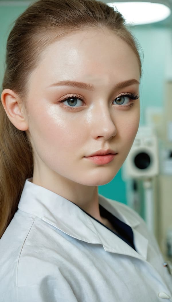 Tags: 21872187, SDXL
{"3": {"inputs": {"seed": 164461867354252, "steps": 64, "cfg": 6.72, "sampler_name": "dpmpp_2m", "scheduler": "karras", "denoise": 1.0, "model": ["27", 0], "positive": ["6", 0], "negative": ["7", 0], "latent_image": ["5", 0]}, "class_type": "KSampler"}, "4": {"inputs": {"ckpt_name": "juggernautxl.safetensors"}, "class_type": "CheckpointLoaderSimple"}, "5": {"inputs": {"width": 768, "height": 1344, "batch_size": 1}, "class_type": "EmptyLatentImage"}, "6": {"inputs": {"text": "24 year old girl, (irish:0.96), (russian:1.13), (double eyelids:1.08), (detailed face:0.96), (slim:1.11), (beautiful eyes:1.09), (pale skin:1.09), (seductive facial expression:1.14), (cute:1.00), (eyelashes:0.96), (sexy lips:0.96), (seductive pose:1.10), (blush:0.99), (temptress:1.09), (idol:1.00), (perky ass:0.96), (exposed ass:1.04), (looking back:1.03), (sexy ass:1.04), (thigh gap:1.02), (nurse in uniform:0.98) working in a hospital ward, (skin fuzz:1.09), (portra:1.03), (RAW:1.08), (film:1.05), (natural looking skin:1.07), (candid cinema:1.08), (textured skin:1.06), (detailed skin:1.00), (soft lighting:1.05)", "clip": ["27", 1]}, "class_type": "CLIPTextEncode"}, "7": {"inputs": {"text": "(low resolution:1.14), (watermark:1.14), (twisted:1.13), (distorted:1.12), (bad hands:1.12), (worst quality:1.12), (open mouth:1.06)", "clip": ["27", 1]}, "class_type": "CLIPTextEncode"}, "8": {"inputs": {"samples": ["3", 0], "vae": ["4", 2]}, "class_type": "VAEDecode"}, "25": {"inputs": {"lora_name": "nudify_xl.safetensors", "strength_model": 0.3, "strength_clip": 0.01, "model": ["4", 0], "clip": ["4", 1]}, "class_type": "LoraLoader"}, "26": {"inputs": {"lora_name": "shirtlift_SDXL_v2.safetensors", "strength_model": 0.09, "strength_clip": 0.0, "model": ["25", 0], "clip": ["25", 1]}, "class_type": "LoraLoader"}, "27": {"inputs": {"lora_name": "PerfectEyesXL.safetensors", "strength_model": 0.18, "strength_clip": 0.07, "model": ["26", 0], "clip": ["26", 1]}, "class_type": "LoraLoader"}, "30": {"inputs": {"model_name": "4x_NMKD-Superscale-SP_178000_G.pth"}, "class_type": "UpscaleModelLoader"}, "31": {"inputs": {"upscale_model": ["30", 0], "image": ["8", 0]}, "class_type": "ImageUpscaleWithModel"}, "32": {"inputs": {"upscale_method": "lanczos", "scale_by": 0.5, "image": ["31", 0]}, "class_type": "ImageScaleBy"}, "33": {"inputs": {"pixels": ["32", 0], "vae": ["4", 2]}, "class_type": "VAEEncode"}, "34": {"inputs": {"seed": 164461867354252, "steps": 64, "cfg": 6.72, "sampler_name": "dpmpp_2m", "scheduler": "karras", "denoise": 0.3, "model": ["27", 0], "positive": ["6", 0], "negative": ["7", 0], "latent_image": ["33", 0]}, "class_type": "KSampler"}, "36": {"inputs": {"samples": ["34", 0], "vae": ["4", 2]}, "class_type": "VAEDecode"}, "39": {"inputs": {"filename_prefix": "comfyapi-1724810508768", "images": ["36", 0]}, "class_type": "SaveImage"}}