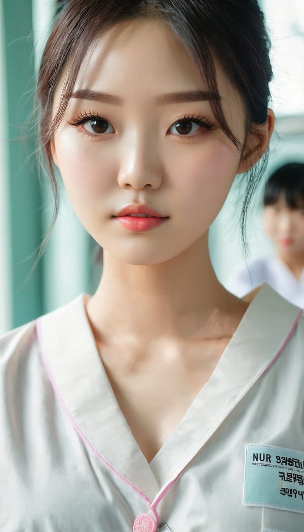 Tags: 21872187, SDXL
{"3": {"inputs": {"seed": 956698639466696, "steps": 32, "cfg": 7.42, "sampler_name": "dpmpp_2m", "scheduler": "karras", "denoise": 1.0, "model": ["27", 0], "positive": ["6", 0], "negative": ["7", 0], "latent_image": ["5", 0]}, "class_type": "KSampler"}, "4": {"inputs": {"ckpt_name": "juggernautxl.safetensors"}, "class_type": "CheckpointLoaderSimple"}, "5": {"inputs": {"width": 768, "height": 1344, "batch_size": 1}, "class_type": "EmptyLatentImage"}, "6": {"inputs": {"text": "25 year old girl, (korean:0.97), (detailed face:1.11), (eyelashes:1.11), (pale skin:1.05), (sexy lips:1.11), (slim:0.95), (cute:0.96), (seductive facial expression:0.99), (seductive pose:1.04), (idol:1.06), (double eyelids:1.06), (temptress:0.97), (blush:0.97), (beautiful eyes:1.08), (in a seductive pose:0.98), (large perky breasts:0.97), (cleavage:1.12), (thigh gap:1.02), (nurse in uniform:1.13) working in a hospital ward, (textured skin:1.02), (natural looking skin:1.02), (skin fuzz:1.07), (RAW:1.07), (soft lighting:1.04), (candid cinema:1.01), (portra:1.02), (detailed skin:1.06), (film:1.01)", "clip": ["27", 1]}, "class_type": "CLIPTextEncode"}, "7": {"inputs": {"text": "(twisted:1.06), (bad hands:1.12), (open mouth:1.11), (low resolution:1.12), (watermark:1.09), (worst quality:1.06), (distorted:1.14)", "clip": ["27", 1]}, "class_type": "CLIPTextEncode"}, "8": {"inputs": {"samples": ["3", 0], "vae": ["4", 2]}, "class_type": "VAEDecode"}, "25": {"inputs": {"lora_name": "nudify_xl.safetensors", "strength_model": 0.28, "strength_clip": 0.3, "model": ["4", 0], "clip": ["4", 1]}, "class_type": "LoraLoader"}, "26": {"inputs": {"lora_name": "shirtlift_SDXL_v2.safetensors", "strength_model": 0.08, "strength_clip": 0.03, "model": ["25", 0], "clip": ["25", 1]}, "class_type": "LoraLoader"}, "27": {"inputs": {"lora_name": "PerfectEyesXL.safetensors", "strength_model": 0.1, "strength_clip": 0.15, "model": ["26", 0], "clip": ["26", 1]}, "class_type": "LoraLoader"}, "30": {"inputs": {"model_name": "4x_NMKD-Superscale-SP_178000_G.pth"}, "class_type": "UpscaleModelLoader"}, "31": {"inputs": {"upscale_model": ["30", 0], "image": ["8", 0]}, "class_type": "ImageUpscaleWithModel"}, "32": {"inputs": {"upscale_method": "lanczos", "scale_by": 0.5, "image": ["31", 0]}, "class_type": "ImageScaleBy"}, "33": {"inputs": {"pixels": ["32", 0], "vae": ["4", 2]}, "class_type": "VAEEncode"}, "34": {"inputs": {"seed": 956698639466696, "steps": 32, "cfg": 7.42, "sampler_name": "dpmpp_2m", "scheduler": "karras", "denoise": 0.3, "model": ["27", 0], "positive": ["6", 0], "negative": ["7", 0], "latent_image": ["33", 0]}, "class_type": "KSampler"}, "36": {"inputs": {"samples": ["34", 0], "vae": ["4", 2]}, "class_type": "VAEDecode"}, "39": {"inputs": {"filename_prefix": "comfyapi-1732719923216", "images": ["36", 0]}, "class_type": "SaveImage"}}