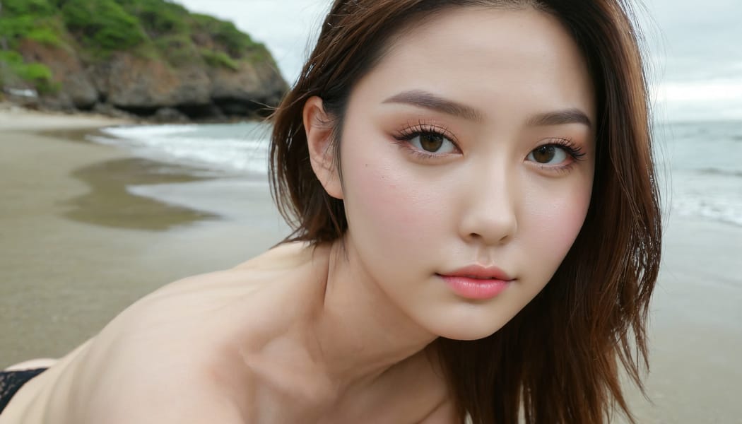 Tags: 21872187, SDXL
{"3": {"inputs": {"seed": 960276399810717, "steps": 32, "cfg": 6.47, "sampler_name": "dpmpp_2m", "scheduler": "karras", "denoise": 1.0, "model": ["27", 0], "positive": ["6", 0], "negative": ["7", 0], "latent_image": ["5", 0]}, "class_type": "KSampler"}, "4": {"inputs": {"ckpt_name": "juggernautxl.safetensors"}, "class_type": "CheckpointLoaderSimple"}, "5": {"inputs": {"width": 1344, "height": 768, "batch_size": 1}, "class_type": "EmptyLatentImage"}, "6": {"inputs": {"text": "27 year old girl, (idol:1.02), (beautiful eyes:1.06), (sexy lips:1.13), (double eyelids:1.05), (seductive facial expression:1.06), (eyelashes:0.98), (detailed face:0.96), (slim:1.02), (pale skin:1.09), (temptress:1.04), (seductive pose:1.14), (cute:1.04), (blush:1.07), (on all fours:0.98), (spreading ass cheeks:0.97), (from behind:0.99), (backboob:1.06), wearing (bikini:0.95) at a beach, (soft lighting:1.09), (RAW:1.03), (candid cinema:1.00), (film:1.09), (skin fuzz:1.07), (natural looking skin:1.09), (portra:1.00), (textured skin:1.09)", "clip": ["27", 1]}, "class_type": "CLIPTextEncode"}, "7": {"inputs": {"text": "(worst quality:1.09), (bad hands:1.09), (low resolution:1.13), (distorted:1.06), (twisted:1.10), (open mouth:1.06), (watermark:1.10)", "clip": ["27", 1]}, "class_type": "CLIPTextEncode"}, "8": {"inputs": {"samples": ["3", 0], "vae": ["4", 2]}, "class_type": "VAEDecode"}, "25": {"inputs": {"lora_name": "nudify_xl.safetensors", "strength_model": 0.05, "strength_clip": 0.26, "model": ["4", 0], "clip": ["4", 1]}, "class_type": "LoraLoader"}, "26": {"inputs": {"lora_name": "shirtlift_SDXL_v2.safetensors", "strength_model": 0.17, "strength_clip": 0.06, "model": ["25", 0], "clip": ["25", 1]}, "class_type": "LoraLoader"}, "27": {"inputs": {"lora_name": "PerfectEyesXL.safetensors", "strength_model": 0.15, "strength_clip": 0.18, "model": ["26", 0], "clip": ["26", 1]}, "class_type": "LoraLoader"}, "30": {"inputs": {"model_name": "4x_NMKD-Superscale-SP_178000_G.pth"}, "class_type": "UpscaleModelLoader"}, "31": {"inputs": {"upscale_model": ["30", 0], "image": ["8", 0]}, "class_type": "ImageUpscaleWithModel"}, "32": {"inputs": {"upscale_method": "lanczos", "scale_by": 0.5, "image": ["31", 0]}, "class_type": "ImageScaleBy"}, "33": {"inputs": {"pixels": ["32", 0], "vae": ["4", 2]}, "class_type": "VAEEncode"}, "34": {"inputs": {"seed": 960276399810717, "steps": 32, "cfg": 6.47, "sampler_name": "dpmpp_2m", "scheduler": "karras", "denoise": 0.3, "model": ["27", 0], "positive": ["6", 0], "negative": ["7", 0], "latent_image": ["33", 0]}, "class_type": "KSampler"}, "36": {"inputs": {"samples": ["34", 0], "vae": ["4", 2]}, "class_type": "VAEDecode"}, "39": {"inputs": {"filename_prefix": "comfyapi-1734887768472", "images": ["36", 0]}, "class_type": "SaveImage"}}