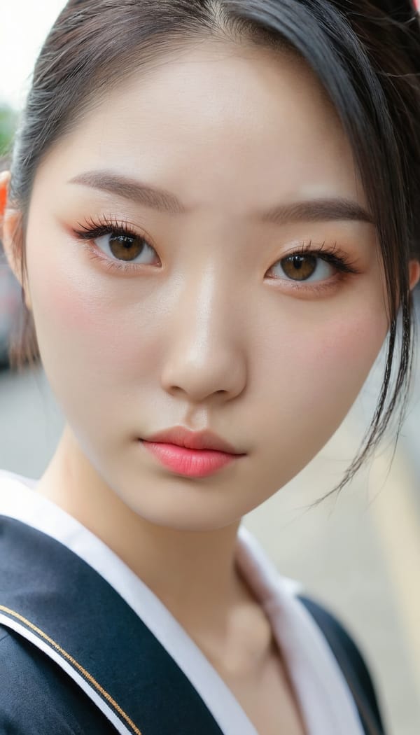 Tags: 21872187, SDXL
{"3": {"inputs": {"seed": 961818749494802, "steps": 64, "cfg": 5.36, "sampler_name": "dpmpp_2m", "scheduler": "karras", "denoise": 1.0, "model": ["27", 0], "positive": ["6", 0], "negative": ["7", 0], "latent_image": ["5", 0]}, "class_type": "KSampler"}, "4": {"inputs": {"ckpt_name": "juggernautxl.safetensors"}, "class_type": "CheckpointLoaderSimple"}, "5": {"inputs": {"width": 768, "height": 1344, "batch_size": 1}, "class_type": "EmptyLatentImage"}, "6": {"inputs": {"text": "24 year old girl, (korean:1.13), (pale skin:0.99), (seductive facial expression:0.95), (blush:1.02), (beautiful eyes:1.13), (double eyelids:1.00), (sexy lips:0.98), (idol:1.01), (temptress:1.11), (eyelashes:1.12), (cute:1.08), (detailed face:1.03), (seductive pose:1.06), (perky ass:1.10), (exposed ass:1.04), (looking back:1.08), (sexy ass:0.99), (thigh gap:1.01), (school uniform:1.00), choker, busy street, (RAW:1.00), (film:1.01), (candid cinema:1.02), (detailed skin:1.02), (portra:1.02), (soft lighting:1.00), (textured skin:1.05), (skin fuzz:1.03), (natural looking skin:1.07)", "clip": ["27", 1]}, "class_type": "CLIPTextEncode"}, "7": {"inputs": {"text": "(open mouth:1.13), (low resolution:1.14), (watermark:1.05), (twisted:1.14), (worst quality:1.11), (bad hands:1.11), (distorted:1.07)", "clip": ["27", 1]}, "class_type": "CLIPTextEncode"}, "8": {"inputs": {"samples": ["3", 0], "vae": ["4", 2]}, "class_type": "VAEDecode"}, "25": {"inputs": {"lora_name": "nudify_xl.safetensors", "strength_model": 0.17, "strength_clip": 0.15, "model": ["4", 0], "clip": ["4", 1]}, "class_type": "LoraLoader"}, "26": {"inputs": {"lora_name": "shirtlift_SDXL_v2.safetensors", "strength_model": 0.11, "strength_clip": 0.11, "model": ["25", 0], "clip": ["25", 1]}, "class_type": "LoraLoader"}, "27": {"inputs": {"lora_name": "PerfectEyesXL.safetensors", "strength_model": 0.18, "strength_clip": 0.02, "model": ["26", 0], "clip": ["26", 1]}, "class_type": "LoraLoader"}, "30": {"inputs": {"model_name": "4x_NMKD-Superscale-SP_178000_G.pth"}, "class_type": "UpscaleModelLoader"}, "31": {"inputs": {"upscale_model": ["30", 0], "image": ["8", 0]}, "class_type": "ImageUpscaleWithModel"}, "32": {"inputs": {"upscale_method": "lanczos", "scale_by": 0.5, "image": ["31", 0]}, "class_type": "ImageScaleBy"}, "33": {"inputs": {"pixels": ["32", 0], "vae": ["4", 2]}, "class_type": "VAEEncode"}, "34": {"inputs": {"seed": 961818749494802, "steps": 64, "cfg": 5.36, "sampler_name": "dpmpp_2m", "scheduler": "karras", "denoise": 0.3, "model": ["27", 0], "positive": ["6", 0], "negative": ["7", 0], "latent_image": ["33", 0]}, "class_type": "KSampler"}, "36": {"inputs": {"samples": ["34", 0], "vae": ["4", 2]}, "class_type": "VAEDecode"}, "39": {"inputs": {"filename_prefix": "comfyapi-1714868791245", "images": ["36", 0]}, "class_type": "SaveImage"}}