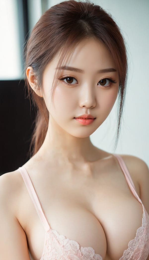 Tags: 21872187, SDXL
{"3": {"inputs": {"seed": 292980818627198, "steps": 64, "cfg": 7.42, "sampler_name": "dpmpp_2m", "scheduler": "karras", "denoise": 1.0, "model": ["27", 0], "positive": ["6", 0], "negative": ["7", 0], "latent_image": ["5", 0]}, "class_type": "KSampler"}, "4": {"inputs": {"ckpt_name": "juggernautxl.safetensors"}, "class_type": "CheckpointLoaderSimple"}, "5": {"inputs": {"width": 768, "height": 1344, "batch_size": 1}, "class_type": "EmptyLatentImage"}, "6": {"inputs": {"text": "18 year old girl, (chinese:1.03), (sexy lips:1.03), (seductive pose:1.02), (slim:1.12), (temptress:0.96), (seductive facial expression:0.97), (eyelashes:1.11), (double eyelids:1.13), (detailed face:1.08), (cute:1.09), (blush:0.95), (idol:1.05), (pale skin:1.08), (in a seductive pose:1.14), (large perky breasts:0.99), (cleavage:1.08), (thigh gap:1.05), (an office lady:1.13), (skin fuzz:1.08), (textured skin:1.07), (portra:1.09), (detailed skin:1.04), (RAW:1.06), (soft lighting:1.00), (natural looking skin:1.00), (film:1.09), (candid cinema:1.08)", "clip": ["27", 1]}, "class_type": "CLIPTextEncode"}, "7": {"inputs": {"text": "(open mouth:1.05), (worst quality:1.13), (distorted:1.08), (bad hands:1.08), (twisted:1.13), (low resolution:1.10), (watermark:1.09)", "clip": ["27", 1]}, "class_type": "CLIPTextEncode"}, "8": {"inputs": {"samples": ["3", 0], "vae": ["4", 2]}, "class_type": "VAEDecode"}, "25": {"inputs": {"lora_name": "nudify_xl.safetensors", "strength_model": 0.05, "strength_clip": 0.18, "model": ["4", 0], "clip": ["4", 1]}, "class_type": "LoraLoader"}, "26": {"inputs": {"lora_name": "shirtlift_SDXL_v2.safetensors", "strength_model": 0.09, "strength_clip": 0.05, "model": ["25", 0], "clip": ["25", 1]}, "class_type": "LoraLoader"}, "27": {"inputs": {"lora_name": "PerfectEyesXL.safetensors", "strength_model": 0.07, "strength_clip": 0.13, "model": ["26", 0], "clip": ["26", 1]}, "class_type": "LoraLoader"}, "30": {"inputs": {"model_name": "4x_NMKD-Superscale-SP_178000_G.pth"}, "class_type": "UpscaleModelLoader"}, "31": {"inputs": {"upscale_model": ["30", 0], "image": ["8", 0]}, "class_type": "ImageUpscaleWithModel"}, "32": {"inputs": {"upscale_method": "lanczos", "scale_by": 0.5, "image": ["31", 0]}, "class_type": "ImageScaleBy"}, "33": {"inputs": {"pixels": ["32", 0], "vae": ["4", 2]}, "class_type": "VAEEncode"}, "34": {"inputs": {"seed": 292980818627198, "steps": 64, "cfg": 7.42, "sampler_name": "dpmpp_2m", "scheduler": "karras", "denoise": 0.3, "model": ["27", 0], "positive": ["6", 0], "negative": ["7", 0], "latent_image": ["33", 0]}, "class_type": "KSampler"}, "36": {"inputs": {"samples": ["34", 0], "vae": ["4", 2]}, "class_type": "VAEDecode"}, "39": {"inputs": {"filename_prefix": "comfyapi-1716618203857", "images": ["36", 0]}, "class_type": "SaveImage"}}