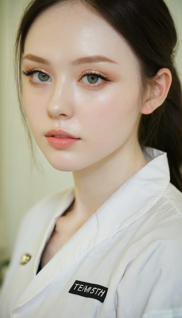 Tags: 21872187, SDXL
{"3": {"inputs": {"seed": 774734490375640, "steps": 64, "cfg": 5.82, "sampler_name": "dpmpp_2m", "scheduler": "karras", "denoise": 1.0, "model": ["27", 0], "positive": ["6", 0], "negative": ["7", 0], "latent_image": ["5", 0]}, "class_type": "KSampler"}, "4": {"inputs": {"ckpt_name": "juggernautxl.safetensors"}, "class_type": "CheckpointLoaderSimple"}, "5": {"inputs": {"width": 768, "height": 1344, "batch_size": 1}, "class_type": "EmptyLatentImage"}, "6": {"inputs": {"text": "25 year old girl, (pale skin:1.14), (sexy lips:1.08), (double eyelids:0.98), (eyelashes:1.00), (temptress:1.11), (detailed face:1.09), (beautiful eyes:1.00), (blush:0.97), (idol:1.00), (seductive facial expression:1.07), (slim:1.03), (seductive pose:1.00), (in a seductive pose:0.99), (large perky breasts:0.95), (cleavage:0.96), (thigh gap:1.00), (nurse in uniform:0.98) working in a hospital ward, (candid cinema:1.08), (detailed skin:1.06), (skin fuzz:1.08), (natural looking skin:1.09), (textured skin:1.07), (portra:1.09), (film:1.03), (soft lighting:1.03)", "clip": ["27", 1]}, "class_type": "CLIPTextEncode"}, "7": {"inputs": {"text": "(watermark:1.14), (twisted:1.08), (worst quality:1.10), (bad hands:1.14), (distorted:1.10), (low resolution:1.09), (open mouth:1.11)", "clip": ["27", 1]}, "class_type": "CLIPTextEncode"}, "8": {"inputs": {"samples": ["3", 0], "vae": ["4", 2]}, "class_type": "VAEDecode"}, "25": {"inputs": {"lora_name": "nudify_xl.safetensors", "strength_model": 0.32, "strength_clip": 0.29, "model": ["4", 0], "clip": ["4", 1]}, "class_type": "LoraLoader"}, "26": {"inputs": {"lora_name": "shirtlift_SDXL_v2.safetensors", "strength_model": 0.09, "strength_clip": 0.01, "model": ["25", 0], "clip": ["25", 1]}, "class_type": "LoraLoader"}, "27": {"inputs": {"lora_name": "PerfectEyesXL.safetensors", "strength_model": 0.0, "strength_clip": 0.12, "model": ["26", 0], "clip": ["26", 1]}, "class_type": "LoraLoader"}, "30": {"inputs": {"model_name": "4x_NMKD-Superscale-SP_178000_G.pth"}, "class_type": "UpscaleModelLoader"}, "31": {"inputs": {"upscale_model": ["30", 0], "image": ["8", 0]}, "class_type": "ImageUpscaleWithModel"}, "32": {"inputs": {"upscale_method": "lanczos", "scale_by": 0.5, "image": ["31", 0]}, "class_type": "ImageScaleBy"}, "33": {"inputs": {"pixels": ["32", 0], "vae": ["4", 2]}, "class_type": "VAEEncode"}, "34": {"inputs": {"seed": 774734490375640, "steps": 64, "cfg": 5.82, "sampler_name": "dpmpp_2m", "scheduler": "karras", "denoise": 0.3, "model": ["27", 0], "positive": ["6", 0], "negative": ["7", 0], "latent_image": ["33", 0]}, "class_type": "KSampler"}, "36": {"inputs": {"samples": ["34", 0], "vae": ["4", 2]}, "class_type": "VAEDecode"}, "39": {"inputs": {"filename_prefix": "comfyapi-1733678339488", "images": ["36", 0]}, "class_type": "SaveImage"}}