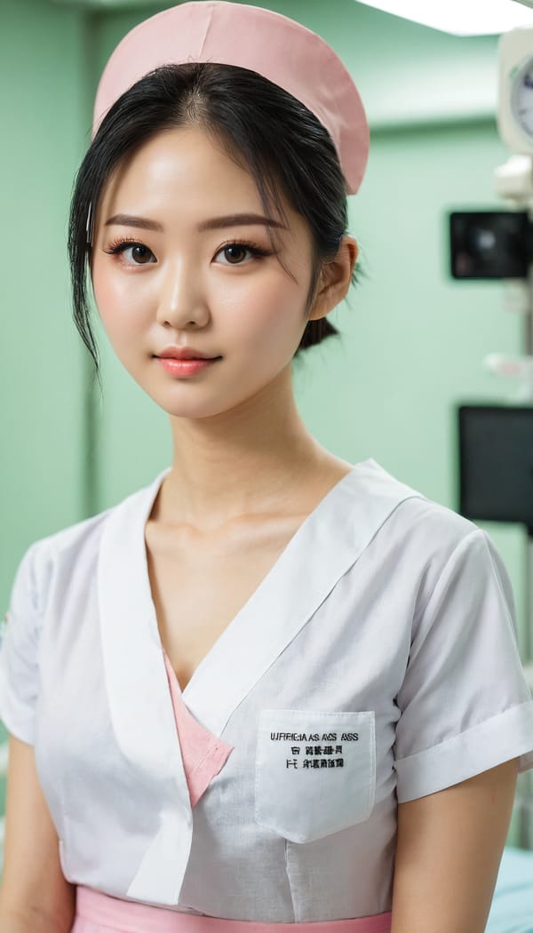 Tags: 21872187, SDXL
{"3": {"inputs": {"seed": 130614814766238, "steps": 32, "cfg": 7.39, "sampler_name": "dpmpp_2m", "scheduler": "karras", "denoise": 1.0, "model": ["27", 0], "positive": ["6", 0], "negative": ["7", 0], "latent_image": ["5", 0]}, "class_type": "KSampler"}, "4": {"inputs": {"ckpt_name": "juggernautxl.safetensors"}, "class_type": "CheckpointLoaderSimple"}, "5": {"inputs": {"width": 768, "height": 1344, "batch_size": 1}, "class_type": "EmptyLatentImage"}, "6": {"inputs": {"text": "21 year old girl, (taiwanese:1.06), (seductive facial expression:1.07), (eyelashes:1.12), (pale skin:0.97), (blush:1.11), (slim:1.00), (sexy lips:0.96), (double eyelids:1.01), (beautiful eyes:1.00), (cute:0.97), (idol:0.98), (detailed face:0.95), (seductive pose:1.11), (temptress:1.02), (perky ass:1.07), (exposed ass:1.11), (looking back:1.06), (sexy ass:1.09), (thigh gap:1.01), (nurse in uniform:1.13) working in a hospital ward, (film:1.09), (detailed skin:1.02), (portra:1.09), (RAW:1.04), (textured skin:1.08), (soft lighting:1.05), (candid cinema:1.02), (natural looking skin:1.00), (skin fuzz:1.06)", "clip": ["27", 1]}, "class_type": "CLIPTextEncode"}, "7": {"inputs": {"text": "(distorted:1.12), (bad hands:1.08), (worst quality:1.05), (twisted:1.07), (watermark:1.13), (open mouth:1.07), (low resolution:1.06)", "clip": ["27", 1]}, "class_type": "CLIPTextEncode"}, "8": {"inputs": {"samples": ["3", 0], "vae": ["4", 2]}, "class_type": "VAEDecode"}, "25": {"inputs": {"lora_name": "nudify_xl.safetensors", "strength_model": 0.37, "strength_clip": 0.17, "model": ["4", 0], "clip": ["4", 1]}, "class_type": "LoraLoader"}, "26": {"inputs": {"lora_name": "shirtlift_SDXL_v2.safetensors", "strength_model": 0.03, "strength_clip": 0.05, "model": ["25", 0], "clip": ["25", 1]}, "class_type": "LoraLoader"}, "27": {"inputs": {"lora_name": "PerfectEyesXL.safetensors", "strength_model": 0.11, "strength_clip": 0.08, "model": ["26", 0], "clip": ["26", 1]}, "class_type": "LoraLoader"}, "30": {"inputs": {"model_name": "4x_NMKD-Superscale-SP_178000_G.pth"}, "class_type": "UpscaleModelLoader"}, "31": {"inputs": {"upscale_model": ["30", 0], "image": ["8", 0]}, "class_type": "ImageUpscaleWithModel"}, "32": {"inputs": {"upscale_method": "lanczos", "scale_by": 0.5, "image": ["31", 0]}, "class_type": "ImageScaleBy"}, "33": {"inputs": {"pixels": ["32", 0], "vae": ["4", 2]}, "class_type": "VAEEncode"}, "34": {"inputs": {"seed": 130614814766238, "steps": 32, "cfg": 7.39, "sampler_name": "dpmpp_2m", "scheduler": "karras", "denoise": 0.3, "model": ["27", 0], "positive": ["6", 0], "negative": ["7", 0], "latent_image": ["33", 0]}, "class_type": "KSampler"}, "36": {"inputs": {"samples": ["34", 0], "vae": ["4", 2]}, "class_type": "VAEDecode"}, "39": {"inputs": {"filename_prefix": "comfyapi-1724803403307", "images": ["36", 0]}, "class_type": "SaveImage"}}