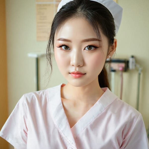 Tags: 21872187, SDXL
{"3": {"inputs": {"seed": 543635633856072, "steps": 32, "cfg": 6.23, "sampler_name": "dpmpp_2m", "scheduler": "karras", "denoise": 1.0, "model": ["27", 0], "positive": ["6", 0], "negative": ["7", 0], "latent_image": ["5", 0]}, "class_type": "KSampler"}, "4": {"inputs": {"ckpt_name": "juggernautxl.safetensors"}, "class_type": "CheckpointLoaderSimple"}, "5": {"inputs": {"width": 1024, "height": 1024, "batch_size": 1}, "class_type": "EmptyLatentImage"}, "6": {"inputs": {"text": "20 year old girl, (korean:0.96), (irish:1.08), (temptress:1.08), (beautiful eyes:1.09), (eyelashes:1.11), (pale skin:0.98), (blush:1.14), (sexy lips:1.05), (seductive pose:1.06), (idol:1.13), (cute:0.96), (detailed face:1.05), (seductive facial expression:1.06), (double eyelids:1.05), (slim:1.05), (in a seductive pose:0.95), (large perky breasts:1.08), (cleavage:0.96), (thigh gap:1.03), (nurse in uniform:1.12) working in a hospital ward, (skin fuzz:1.07), (soft lighting:1.04), (film:1.04), (candid cinema:1.09), (natural looking skin:1.07), (portra:1.08), (detailed skin:1.00), (RAW:1.02)", "clip": ["27", 1]}, "class_type": "CLIPTextEncode"}, "7": {"inputs": {"text": "(distorted:1.06), (low resolution:1.09), (twisted:1.10), (watermark:1.12), (bad hands:1.05), (open mouth:1.14), (worst quality:1.06)", "clip": ["27", 1]}, "class_type": "CLIPTextEncode"}, "8": {"inputs": {"samples": ["3", 0], "vae": ["4", 2]}, "class_type": "VAEDecode"}, "25": {"inputs": {"lora_name": "nudify_xl.safetensors", "strength_model": 0.03, "strength_clip": 0.39, "model": ["4", 0], "clip": ["4", 1]}, "class_type": "LoraLoader"}, "26": {"inputs": {"lora_name": "shirtlift_SDXL_v2.safetensors", "strength_model": 0.01, "strength_clip": 0.19, "model": ["25", 0], "clip": ["25", 1]}, "class_type": "LoraLoader"}, "27": {"inputs": {"lora_name": "PerfectEyesXL.safetensors", "strength_model": 0.04, "strength_clip": 0.07, "model": ["26", 0], "clip": ["26", 1]}, "class_type": "LoraLoader"}, "30": {"inputs": {"model_name": "4x_NMKD-Superscale-SP_178000_G.pth"}, "class_type": "UpscaleModelLoader"}, "31": {"inputs": {"upscale_model": ["30", 0], "image": ["8", 0]}, "class_type": "ImageUpscaleWithModel"}, "32": {"inputs": {"upscale_method": "lanczos", "scale_by": 0.5, "image": ["31", 0]}, "class_type": "ImageScaleBy"}, "33": {"inputs": {"pixels": ["32", 0], "vae": ["4", 2]}, "class_type": "VAEEncode"}, "34": {"inputs": {"seed": 543635633856072, "steps": 32, "cfg": 6.23, "sampler_name": "dpmpp_2m", "scheduler": "karras", "denoise": 0.3, "model": ["27", 0], "positive": ["6", 0], "negative": ["7", 0], "latent_image": ["33", 0]}, "class_type": "KSampler"}, "36": {"inputs": {"samples": ["34", 0], "vae": ["4", 2]}, "class_type": "VAEDecode"}, "39": {"inputs": {"filename_prefix": "comfyapi-1713542723389", "images": ["36", 0]}, "class_type": "SaveImage"}}