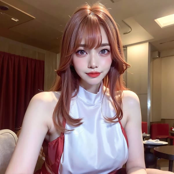 Tags: 21872187
<lora:JapaneseDollLikeness_v15:0.49>, <lora:taiwanDollLikeness_v20:0.54>, <lora:YaeMiko_Test:0.77>, (low-cut red dress:1.03), hotel ballroom, ceremony, (seductive pose:1.08), extremely detailed face, cute, (photorealistic:1.06), seductive smile, double eyelids, eyelashes, pale skin, perky breasts, 4K, sharp, hyper realistic, tall, (long slim legs:0.92), blush, delicate and beautiful girl, 1girl
Negative prompt: sketches, paintings, anime, black and white, (worst quality:2.00)
Steps: 32, Sampler: DPM++ 2M Karras, CFG scale: 7.12, Seed: 1187028057, Size: 512x512, Model hash: fc2511737a, Model: chilloutmix_NiPrunedFp32Fix, Seed resize from: -1x-1, Denoising strength: 0.5, Version: v1.2.1, Hires upscale: 2.5, Hires steps: 16, Hires upscaler: ESRGAN_4x