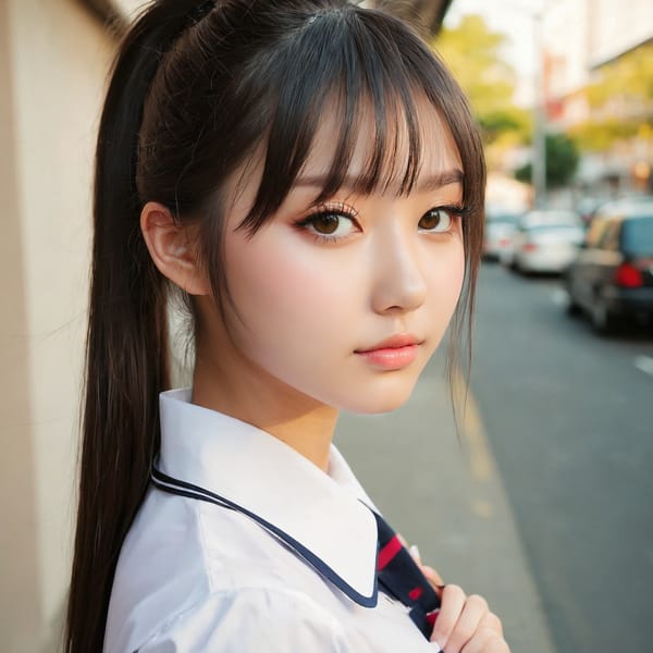 Tags: 21872187, SDXL
{"3": {"inputs": {"seed": 712304763554951, "steps": 32, "cfg": 6.23, "sampler_name": "dpmpp_2m", "scheduler": "karras", "denoise": 1.0, "model": ["27", 0], "positive": ["6", 0], "negative": ["7", 0], "latent_image": ["5", 0]}, "class_type": "KSampler"}, "4": {"inputs": {"ckpt_name": "juggernautxl.safetensors"}, "class_type": "CheckpointLoaderSimple"}, "5": {"inputs": {"width": 1024, "height": 1024, "batch_size": 1}, "class_type": "EmptyLatentImage"}, "6": {"inputs": {"text": "22 year old girl, (eyelashes:1.14), (idol:1.05), (sexy lips:1.03), (slim:1.12), (seductive pose:1.04), (temptress:1.09), (beautiful eyes:1.02), (cute:1.08), (seductive facial expression:1.11), (blush:0.97), (detailed face:0.97), (double eyelids:0.97), (perky ass:1.01), (exposed ass:1.13), (looking back:1.04), (sexy ass:1.14), (thigh gap:0.96), (school uniform:1.12), choker, busy street, (RAW:1.03), (film:1.06), (detailed skin:1.04), (skin fuzz:1.09), (natural looking skin:1.03), (textured skin:1.02), (portra:1.01), (candid cinema:1.00), (soft lighting:1.04)", "clip": ["27", 1]}, "class_type": "CLIPTextEncode"}, "7": {"inputs": {"text": "(twisted:1.14), (watermark:1.08), (bad hands:1.08), (distorted:1.11), (low resolution:1.09), (open mouth:1.07), (worst quality:1.06)", "clip": ["27", 1]}, "class_type": "CLIPTextEncode"}, "8": {"inputs": {"samples": ["3", 0], "vae": ["4", 2]}, "class_type": "VAEDecode"}, "25": {"inputs": {"lora_name": "nudify_xl.safetensors", "strength_model": 0.23, "strength_clip": 0.09, "model": ["4", 0], "clip": ["4", 1]}, "class_type": "LoraLoader"}, "26": {"inputs": {"lora_name": "shirtlift_SDXL_v2.safetensors", "strength_model": 0.01, "strength_clip": 0.01, "model": ["25", 0], "clip": ["25", 1]}, "class_type": "LoraLoader"}, "27": {"inputs": {"lora_name": "PerfectEyesXL.safetensors", "strength_model": 0.16, "strength_clip": 0.03, "model": ["26", 0], "clip": ["26", 1]}, "class_type": "LoraLoader"}, "30": {"inputs": {"model_name": "4x_NMKD-Superscale-SP_178000_G.pth"}, "class_type": "UpscaleModelLoader"}, "31": {"inputs": {"upscale_model": ["30", 0], "image": ["8", 0]}, "class_type": "ImageUpscaleWithModel"}, "32": {"inputs": {"upscale_method": "lanczos", "scale_by": 0.5, "image": ["31", 0]}, "class_type": "ImageScaleBy"}, "33": {"inputs": {"pixels": ["32", 0], "vae": ["4", 2]}, "class_type": "VAEEncode"}, "34": {"inputs": {"seed": 712304763554951, "steps": 32, "cfg": 6.23, "sampler_name": "dpmpp_2m", "scheduler": "karras", "denoise": 0.3, "model": ["27", 0], "positive": ["6", 0], "negative": ["7", 0], "latent_image": ["33", 0]}, "class_type": "KSampler"}, "36": {"inputs": {"samples": ["34", 0], "vae": ["4", 2]}, "class_type": "VAEDecode"}, "39": {"inputs": {"filename_prefix": "comfyapi-1731572906574", "images": ["36", 0]}, "class_type": "SaveImage"}}