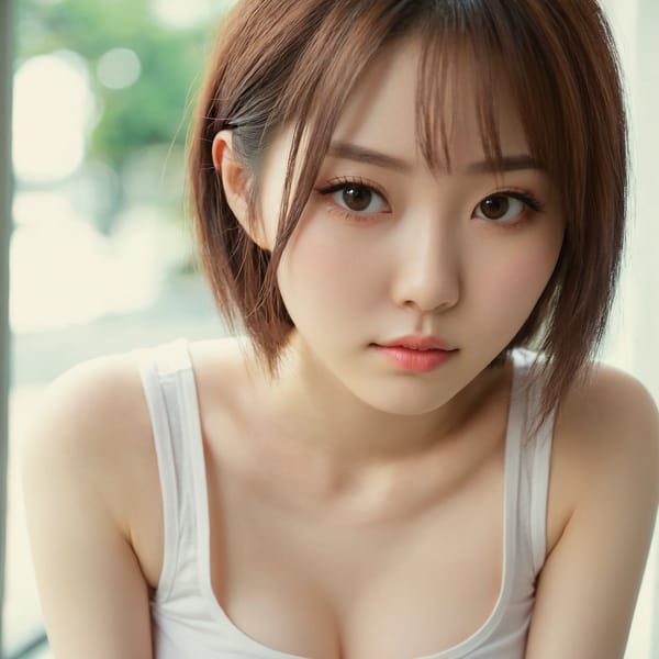 Tags: 21872187, SDXL
{"3": {"inputs": {"seed": 871716058479982, "steps": 64, "cfg": 5.4, "sampler_name": "dpmpp_2m", "scheduler": "karras", "denoise": 1.0, "model": ["27", 0], "positive": ["6", 0], "negative": ["7", 0], "latent_image": ["5", 0]}, "class_type": "KSampler"}, "4": {"inputs": {"ckpt_name": "juggernautxl.safetensors"}, "class_type": "CheckpointLoaderSimple"}, "5": {"inputs": {"width": 1024, "height": 1024, "batch_size": 1}, "class_type": "EmptyLatentImage"}, "6": {"inputs": {"text": "23 year old girl, (japanese:1.11), (cute:1.02), (pale skin:1.08), (detailed face:1.13), (seductive pose:1.09), (slim:1.11), (double eyelids:1.10), (temptress:1.00), (seductive facial expression:1.11), (eyelashes:1.02), (idol:1.09), (blush:1.06), (in a seductive pose:1.01), (large perky breasts:1.04), (cleavage:0.96), (thigh gap:1.10), (white tanktop:1.12), busy street, (natural looking skin:1.09), (candid cinema:1.00), (skin fuzz:1.03), (soft lighting:1.05), (textured skin:1.04), (RAW:1.06), (portra:1.00), (detailed skin:1.03), (film:1.01)", "clip": ["27", 1]}, "class_type": "CLIPTextEncode"}, "7": {"inputs": {"text": "(bad hands:1.08), (open mouth:1.08), (watermark:1.08), (twisted:1.10), (distorted:1.08), (low resolution:1.11), (worst quality:1.06)", "clip": ["27", 1]}, "class_type": "CLIPTextEncode"}, "8": {"inputs": {"samples": ["3", 0], "vae": ["4", 2]}, "class_type": "VAEDecode"}, "25": {"inputs": {"lora_name": "nudify_xl.safetensors", "strength_model": 0.37, "strength_clip": 0.03, "model": ["4", 0], "clip": ["4", 1]}, "class_type": "LoraLoader"}, "26": {"inputs": {"lora_name": "shirtlift_SDXL_v2.safetensors", "strength_model": 0.09, "strength_clip": 0.09, "model": ["25", 0], "clip": ["25", 1]}, "class_type": "LoraLoader"}, "27": {"inputs": {"lora_name": "PerfectEyesXL.safetensors", "strength_model": 0.04, "strength_clip": 0.04, "model": ["26", 0], "clip": ["26", 1]}, "class_type": "LoraLoader"}, "30": {"inputs": {"model_name": "4x_NMKD-Superscale-SP_178000_G.pth"}, "class_type": "UpscaleModelLoader"}, "31": {"inputs": {"upscale_model": ["30", 0], "image": ["8", 0]}, "class_type": "ImageUpscaleWithModel"}, "32": {"inputs": {"upscale_method": "lanczos", "scale_by": 0.5, "image": ["31", 0]}, "class_type": "ImageScaleBy"}, "33": {"inputs": {"pixels": ["32", 0], "vae": ["4", 2]}, "class_type": "VAEEncode"}, "34": {"inputs": {"seed": 871716058479982, "steps": 64, "cfg": 5.4, "sampler_name": "dpmpp_2m", "scheduler": "karras", "denoise": 0.3, "model": ["27", 0], "positive": ["6", 0], "negative": ["7", 0], "latent_image": ["33", 0]}, "class_type": "KSampler"}, "36": {"inputs": {"samples": ["34", 0], "vae": ["4", 2]}, "class_type": "VAEDecode"}, "39": {"inputs": {"filename_prefix": "comfyapi-1717027293753", "images": ["36", 0]}, "class_type": "SaveImage"}}