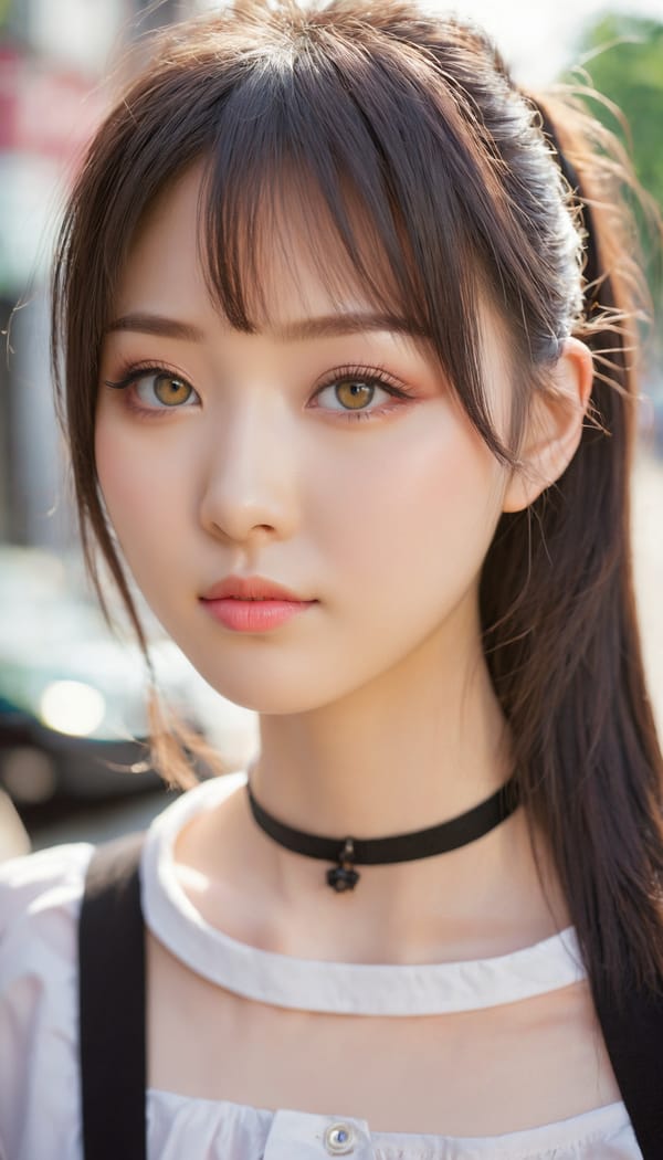 Tags: 21872187, SDXL
{"3": {"inputs": {"seed": 734781871382558, "steps": 32, "cfg": 7.48, "sampler_name": "dpmpp_2m", "scheduler": "karras", "denoise": 1.0, "model": ["27", 0], "positive": ["6", 0], "negative": ["7", 0], "latent_image": ["5", 0]}, "class_type": "KSampler"}, "4": {"inputs": {"ckpt_name": "juggernautxl.safetensors"}, "class_type": "CheckpointLoaderSimple"}, "5": {"inputs": {"width": 768, "height": 1344, "batch_size": 1}, "class_type": "EmptyLatentImage"}, "6": {"inputs": {"text": "23 year old girl, (ukrainian:1.11), (japanese:0.99), (slim:1.00), (beautiful eyes:1.14), (detailed face:1.07), (blush:1.06), (double eyelids:1.09), (sexy lips:1.02), (pale skin:1.02), (cute:1.06), (eyelashes:1.10), (temptress:1.14), (seductive facial expression:1.14), (idol:0.98), (in a seductive pose:1.00), (large perky breasts:0.99), (cleavage:1.03), (thigh gap:1.14), (school uniform:1.04), choker, busy street, (natural looking skin:1.08), (detailed skin:1.07), (RAW:1.07), (soft lighting:1.05), (textured skin:1.07), (film:1.05), (portra:1.02), (candid cinema:1.06), (skin fuzz:1.03)", "clip": ["27", 1]}, "class_type": "CLIPTextEncode"}, "7": {"inputs": {"text": "(watermark:1.11), (worst quality:1.11), (open mouth:1.09), (twisted:1.13), (distorted:1.10), (bad hands:1.08), (low resolution:1.08)", "clip": ["27", 1]}, "class_type": "CLIPTextEncode"}, "8": {"inputs": {"samples": ["3", 0], "vae": ["4", 2]}, "class_type": "VAEDecode"}, "25": {"inputs": {"lora_name": "nudify_xl.safetensors", "strength_model": 0.04, "strength_clip": 0.19, "model": ["4", 0], "clip": ["4", 1]}, "class_type": "LoraLoader"}, "26": {"inputs": {"lora_name": "shirtlift_SDXL_v2.safetensors", "strength_model": 0.1, "strength_clip": 0.01, "model": ["25", 0], "clip": ["25", 1]}, "class_type": "LoraLoader"}, "27": {"inputs": {"lora_name": "PerfectEyesXL.safetensors", "strength_model": 0.05, "strength_clip": 0.12, "model": ["26", 0], "clip": ["26", 1]}, "class_type": "LoraLoader"}, "30": {"inputs": {"model_name": "4x_NMKD-Superscale-SP_178000_G.pth"}, "class_type": "UpscaleModelLoader"}, "31": {"inputs": {"upscale_model": ["30", 0], "image": ["8", 0]}, "class_type": "ImageUpscaleWithModel"}, "32": {"inputs": {"upscale_method": "lanczos", "scale_by": 0.5, "image": ["31", 0]}, "class_type": "ImageScaleBy"}, "33": {"inputs": {"pixels": ["32", 0], "vae": ["4", 2]}, "class_type": "VAEEncode"}, "34": {"inputs": {"seed": 734781871382558, "steps": 32, "cfg": 7.48, "sampler_name": "dpmpp_2m", "scheduler": "karras", "denoise": 0.3, "model": ["27", 0], "positive": ["6", 0], "negative": ["7", 0], "latent_image": ["33", 0]}, "class_type": "KSampler"}, "36": {"inputs": {"samples": ["34", 0], "vae": ["4", 2]}, "class_type": "VAEDecode"}, "39": {"inputs": {"filename_prefix": "comfyapi-1726822999226", "images": ["36", 0]}, "class_type": "SaveImage"}}