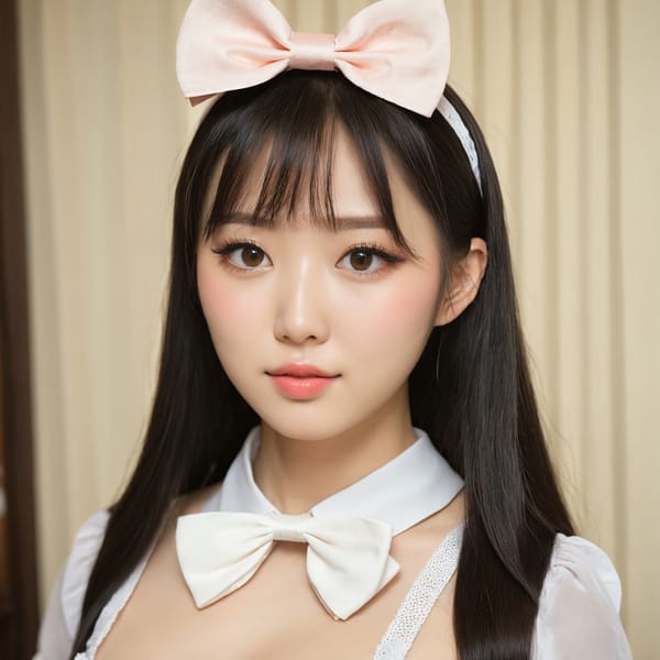 Tags: 21872187, SDXL
{"3": {"inputs": {"seed": 801053351416605, "steps": 64, "cfg": 5.77, "sampler_name": "dpmpp_2m", "scheduler": "karras", "denoise": 1.0, "model": ["27", 0], "positive": ["6", 0], "negative": ["7", 0], "latent_image": ["5", 0]}, "class_type": "KSampler"}, "4": {"inputs": {"ckpt_name": "juggernautxl.safetensors"}, "class_type": "CheckpointLoaderSimple"}, "5": {"inputs": {"width": 1024, "height": 1024, "batch_size": 1}, "class_type": "EmptyLatentImage"}, "6": {"inputs": {"text": "24 year old girl, (korean:0.96), (japanese:1.14), (blush:1.14), (seductive facial expression:1.03), (double eyelids:1.11), (cute:1.06), (eyelashes:0.95), (seductive pose:0.96), (temptress:1.04), (slim:0.98), (idol:1.05), (beautiful eyes:1.12), (pale skin:1.13), (detailed face:1.05), (sexy lips:1.01), (perky ass:1.02), (exposed ass:1.11), (looking back:1.02), (sexy ass:1.09), (thigh gap:0.99), in a (skimpy maid costume:1.05) working at a maid cafe, choker, bowtie, headband, pleated skirt, (textured skin:1.00), (film:1.03), (soft lighting:1.00), (RAW:1.02), (skin fuzz:1.00), (candid cinema:1.05), (detailed skin:1.02), (portra:1.07), (natural looking skin:1.01)", "clip": ["27", 1]}, "class_type": "CLIPTextEncode"}, "7": {"inputs": {"text": "(open mouth:1.11), (watermark:1.09), (low resolution:1.12), (worst quality:1.11), (bad hands:1.06), (twisted:1.05), (distorted:1.06)", "clip": ["27", 1]}, "class_type": "CLIPTextEncode"}, "8": {"inputs": {"samples": ["3", 0], "vae": ["4", 2]}, "class_type": "VAEDecode"}, "25": {"inputs": {"lora_name": "nudify_xl.safetensors", "strength_model": 0.2, "strength_clip": 0.06, "model": ["4", 0], "clip": ["4", 1]}, "class_type": "LoraLoader"}, "26": {"inputs": {"lora_name": "shirtlift_SDXL_v2.safetensors", "strength_model": 0.07, "strength_clip": 0.07, "model": ["25", 0], "clip": ["25", 1]}, "class_type": "LoraLoader"}, "27": {"inputs": {"lora_name": "PerfectEyesXL.safetensors", "strength_model": 0.03, "strength_clip": 0.03, "model": ["26", 0], "clip": ["26", 1]}, "class_type": "LoraLoader"}, "30": {"inputs": {"model_name": "4x_NMKD-Superscale-SP_178000_G.pth"}, "class_type": "UpscaleModelLoader"}, "31": {"inputs": {"upscale_model": ["30", 0], "image": ["8", 0]}, "class_type": "ImageUpscaleWithModel"}, "32": {"inputs": {"upscale_method": "lanczos", "scale_by": 0.5, "image": ["31", 0]}, "class_type": "ImageScaleBy"}, "33": {"inputs": {"pixels": ["32", 0], "vae": ["4", 2]}, "class_type": "VAEEncode"}, "34": {"inputs": {"seed": 801053351416605, "steps": 64, "cfg": 5.77, "sampler_name": "dpmpp_2m", "scheduler": "karras", "denoise": 0.3, "model": ["27", 0], "positive": ["6", 0], "negative": ["7", 0], "latent_image": ["33", 0]}, "class_type": "KSampler"}, "36": {"inputs": {"samples": ["34", 0], "vae": ["4", 2]}, "class_type": "VAEDecode"}, "39": {"inputs": {"filename_prefix": "comfyapi-1714915620509", "images": ["36", 0]}, "class_type": "SaveImage"}}