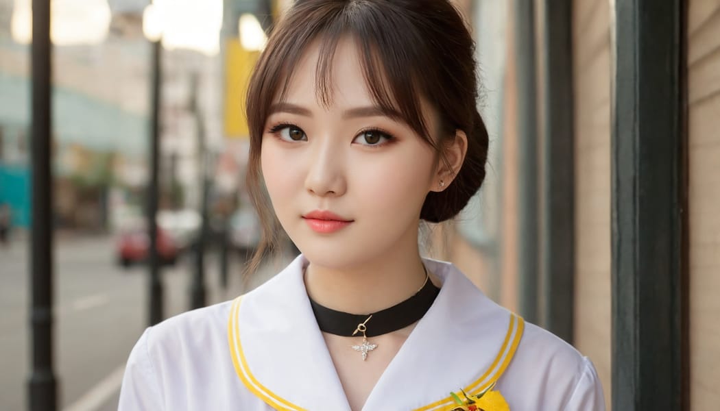 Tags: 21872187, SDXL
{"3": {"inputs": {"seed": 421337781629821, "steps": 32, "cfg": 5.98, "sampler_name": "dpmpp_2m", "scheduler": "karras", "denoise": 1.0, "model": ["27", 0], "positive": ["6", 0], "negative": ["7", 0], "latent_image": ["5", 0]}, "class_type": "KSampler"}, "4": {"inputs": {"ckpt_name": "juggernautXL_v8Rundiffusion.safetensors"}, "class_type": "CheckpointLoaderSimple"}, "5": {"inputs": {"width": 1344, "height": 768, "batch_size": 1}, "class_type": "EmptyLatentImage"}, "6": {"inputs": {"text": "26 year old girl, (ukrainian:1.13), (korean:1.08), (sexy lips:0.95), (detailed face:1.09), (idol:0.97), (temptress:1.08), (seductive pose:0.97), (double eyelids:1.07), (seductive facial expression:1.08), (cute:1.10), (beautiful eyes:1.14), (eyelashes:1.12), (slim:1.03), (blush:0.95), (pale skin:1.10), (in a seductive pose:1.03), (large perky breasts:1.08), (cleavage:1.10), (thigh gap:0.97), (school uniform:1.09), choker, busy street, (textured skin:1.01), (portra:1.03), (detailed skin:1.06), (RAW:1.06), (natural looking skin:1.08), (candid cinema:1.01), (film:1.08), (soft lighting:1.00), (skin fuzz:1.09)", "clip": ["27", 1]}, "class_type": "CLIPTextEncode"}, "7": {"inputs": {"text": "(open mouth:1.05), (watermark:1.11), (twisted:1.07), (distorted:1.10), (low resolution:1.14), (worst quality:1.14), (bad hands:1.08)", "clip": ["27", 1]}, "class_type": "CLIPTextEncode"}, "8": {"inputs": {"samples": ["3", 0], "vae": ["4", 2]}, "class_type": "VAEDecode"}, "25": {"inputs": {"lora_name": "nudify_xl.safetensors", "strength_model": 0.23, "strength_clip": 0.32, "model": ["4", 0], "clip": ["4", 1]}, "class_type": "LoraLoader"}, "26": {"inputs": {"lora_name": "shirtlift_SDXL_v2.safetensors", "strength_model": 0.06, "strength_clip": 0.03, "model": ["25", 0], "clip": ["25", 1]}, "class_type": "LoraLoader"}, "27": {"inputs": {"lora_name": "PerfectEyesXL.safetensors", "strength_model": 0.14, "strength_clip": 0.16, "model": ["26", 0], "clip": ["26", 1]}, "class_type": "LoraLoader"}, "30": {"inputs": {"model_name": "4x_NMKD-Superscale-SP_178000_G.pth"}, "class_type": "UpscaleModelLoader"}, "31": {"inputs": {"upscale_model": ["30", 0], "image": ["8", 0]}, "class_type": "ImageUpscaleWithModel"}, "32": {"inputs": {"upscale_method": "lanczos", "scale_by": 0.5, "image": ["31", 0]}, "class_type": "ImageScaleBy"}, "33": {"inputs": {"pixels": ["32", 0], "vae": ["4", 2]}, "class_type": "VAEEncode"}, "34": {"inputs": {"seed": 421337781629821, "steps": 32, "cfg": 5.98, "sampler_name": "dpmpp_2m", "scheduler": "karras", "denoise": 0.3, "model": ["27", 0], "positive": ["6", 0], "negative": ["7", 0], "latent_image": ["33", 0]}, "class_type": "KSampler"}, "36": {"inputs": {"samples": ["34", 0], "vae": ["4", 2]}, "class_type": "VAEDecode"}, "39": {"inputs": {"filename_prefix": "comfyapi-1707499659163", "images": ["36", 0]}, "class_type": "SaveImage"}}