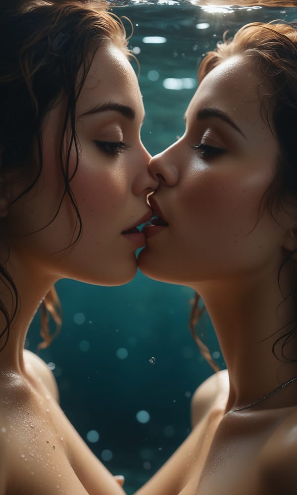 Tags: undefined
epic realistic, playboy photography, 2girls naked kissing underwater, touching breasts, perfect fit body,(textured skin detail ), erotic photoshoot  8k, octane rendering, high resolution photography, insanely detailed, fine details,stock photo, professional color grading, cinematic photo dan1ela-001 ((full body shot)),  8k uhd natural lighting, raw, rich ,cinematic photorealistic, intricate details, key visual, atmospheric lighting, 35mm photograph, film, bokeh, professional, 4k, highly detailed, (freckles:0.8)
Negative prompt: drawing, painting, crayon, sketch, graphite, impressionist, noisy, blurry, soft, deformed, ugly, ((bokeh)) Deviantart, ((bokeh)), Deviantart, jpeg , (worst quality, low quality, normal quality, lowres, low details, oversaturated, undersaturated, overexposed, underexposed, grayscale, bw, bad photo, bad photography, bad art:1.4), (watermark, signature, text font, username, error, logo, words, letters, digits, autograph, trademark, name:1.2), (blur, blurry, grainy), morbid, ugly, asymmetrical, mutated malformed, mutilated, poorly lit, bad shadow, draft, cropped, out of frame, cut off, censored, jpeg artifacts, out of focus, glitch, duplicate, (airbrushed, cartoon, anime, semi-realistic, cgi, render, blender, digital art, manga, amateur:1.3), (3D ,3D Game, 3D Game Scene, 3D Character:1.1), (bad hands, bad anatomy, bad body, bad face, bad teeth, bad arms, bad legs, deformities:1.3)
Steps: 8, Sampler: Euler a, CFG scale: 2, Seed: 1375042583, Size: 768x1280, Model hash: c8df560d29, Model: juggernautXL_v9Rdphoto2Lightning, Denoising strength: 0.3, Hires upscale: 1.5, Hires steps: 4, Hires upscaler: R-ESRGAN 4x+, Version: v1.7.0