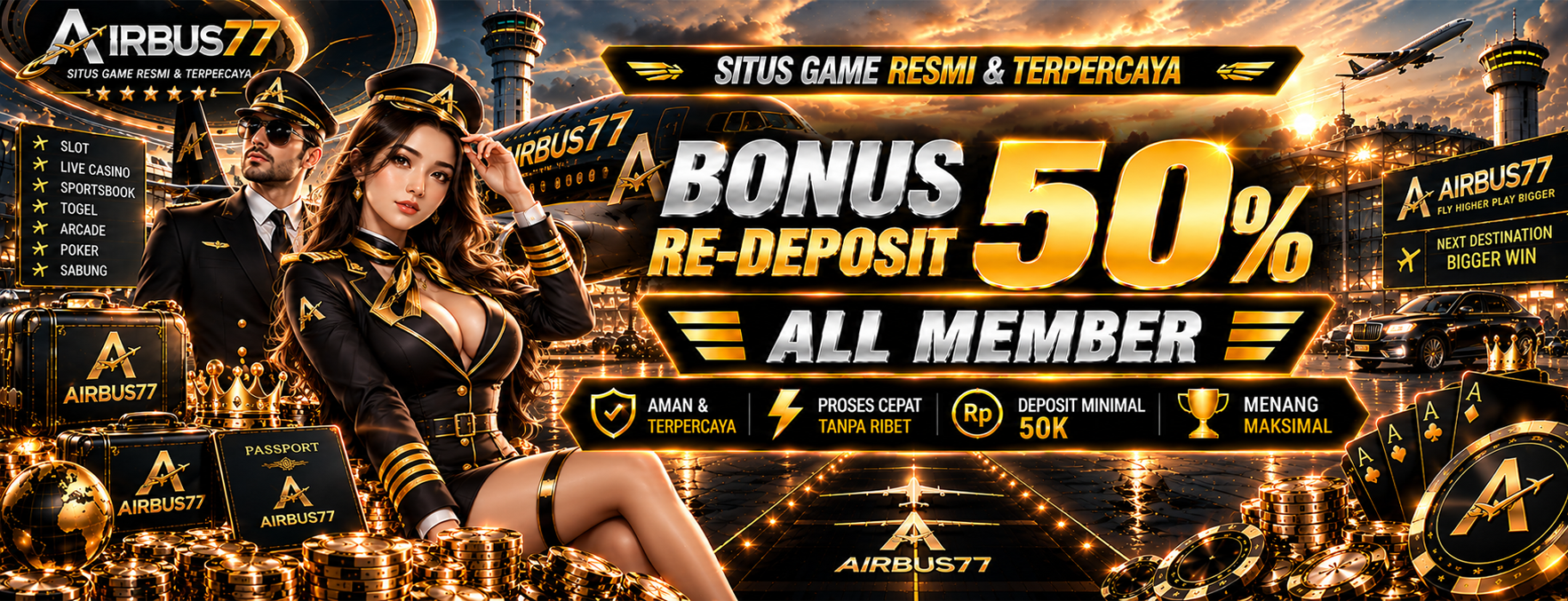Bonus Re-Deposit ALL MEMBER 50%