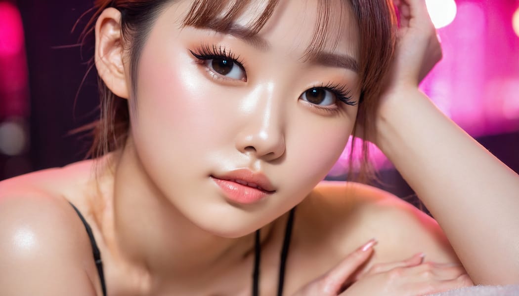 Tags: 21872187, SDXL
{"3": {"inputs": {"seed": 390657491795587, "steps": 32, "cfg": 7.46, "sampler_name": "dpmpp_2m", "scheduler": "karras", "denoise": 1.0, "model": ["27", 0], "positive": ["6", 0], "negative": ["7", 0], "latent_image": ["5", 0]}, "class_type": "KSampler"}, "4": {"inputs": {"ckpt_name": "juggernautxl.safetensors"}, "class_type": "CheckpointLoaderSimple"}, "5": {"inputs": {"width": 1344, "height": 768, "batch_size": 1}, "class_type": "EmptyLatentImage"}, "6": {"inputs": {"text": "21 year old girl, (korean:0.99), (seductive pose:1.13), (double eyelids:0.98), (detailed face:0.99), (slim:1.14), (sexy lips:1.10), (cute:1.08), (eyelashes:1.10), (seductive facial expression:1.14), (blush:1.03), (pale skin:1.06), (idol:1.12), (temptress:1.01), (beautiful eyes:1.13), (in a seductive pose:1.01), (large perky breasts:1.08), (cleavage:1.12), (thigh gap:0.96), (a pole dancer:1.02) at a night club, (skin fuzz:1.08), (textured skin:1.03), (natural looking skin:1.07), (portra:1.08), (candid cinema:1.07), (soft lighting:1.05), (film:1.01), (RAW:1.04), (detailed skin:1.01)", "clip": ["27", 1]}, "class_type": "CLIPTextEncode"}, "7": {"inputs": {"text": "(distorted:1.07), (open mouth:1.13), (bad hands:1.12), (watermark:1.06), (worst quality:1.13), (twisted:1.07), (low resolution:1.11)", "clip": ["27", 1]}, "class_type": "CLIPTextEncode"}, "8": {"inputs": {"samples": ["3", 0], "vae": ["4", 2]}, "class_type": "VAEDecode"}, "25": {"inputs": {"lora_name": "nudify_xl.safetensors", "strength_model": 0.28, "strength_clip": 0.07, "model": ["4", 0], "clip": ["4", 1]}, "class_type": "LoraLoader"}, "26": {"inputs": {"lora_name": "shirtlift_SDXL_v2.safetensors", "strength_model": 0.05, "strength_clip": 0.0, "model": ["25", 0], "clip": ["25", 1]}, "class_type": "LoraLoader"}, "27": {"inputs": {"lora_name": "PerfectEyesXL.safetensors", "strength_model": 0.06, "strength_clip": 0.04, "model": ["26", 0], "clip": ["26", 1]}, "class_type": "LoraLoader"}, "30": {"inputs": {"model_name": "4x_NMKD-Superscale-SP_178000_G.pth"}, "class_type": "UpscaleModelLoader"}, "31": {"inputs": {"upscale_model": ["30", 0], "image": ["8", 0]}, "class_type": "ImageUpscaleWithModel"}, "32": {"inputs": {"upscale_method": "lanczos", "scale_by": 0.5, "image": ["31", 0]}, "class_type": "ImageScaleBy"}, "33": {"inputs": {"pixels": ["32", 0], "vae": ["4", 2]}, "class_type": "VAEEncode"}, "34": {"inputs": {"seed": 390657491795587, "steps": 32, "cfg": 7.46, "sampler_name": "dpmpp_2m", "scheduler": "karras", "denoise": 0.3, "model": ["27", 0], "positive": ["6", 0], "negative": ["7", 0], "latent_image": ["33", 0]}, "class_type": "KSampler"}, "36": {"inputs": {"samples": ["34", 0], "vae": ["4", 2]}, "class_type": "VAEDecode"}, "39": {"inputs": {"filename_prefix": "comfyapi-1716494767486", "images": ["36", 0]}, "class_type": "SaveImage"}}