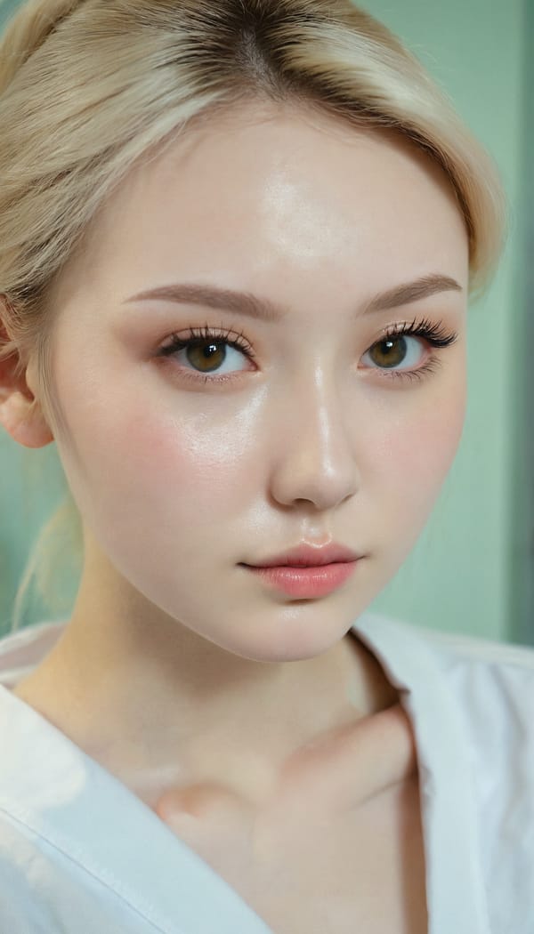 Tags: 21872187, SDXL
{"3": {"inputs": {"seed": 880117145357498, "steps": 64, "cfg": 6.85, "sampler_name": "dpmpp_2m", "scheduler": "karras", "denoise": 1.0, "model": ["27", 0], "positive": ["6", 0], "negative": ["7", 0], "latent_image": ["5", 0]}, "class_type": "KSampler"}, "4": {"inputs": {"ckpt_name": "juggernautxl.safetensors"}, "class_type": "CheckpointLoaderSimple"}, "5": {"inputs": {"width": 768, "height": 1344, "batch_size": 1}, "class_type": "EmptyLatentImage"}, "6": {"inputs": {"text": "19 year old girl, (irish:1.13), (russian:1.01), (korean:1.06), (eyelashes:0.99), (double eyelids:1.04), (detailed face:1.00), (sexy lips:1.05), (seductive pose:1.04), (pale skin:1.07), (seductive facial expression:1.04), (blush:1.05), (temptress:1.05), (slim:1.01), (beautiful eyes:1.10), (cute:1.01), (in a seductive pose:1.12), (large perky breasts:1.08), (cleavage:1.08), (thigh gap:0.99), (nurse in uniform:1.10) working in a hospital ward, (film:1.00), (RAW:1.04), (skin fuzz:1.09), (natural looking skin:1.09), (soft lighting:1.05), (detailed skin:1.06), (portra:1.02), (candid cinema:1.05), (textured skin:1.01)", "clip": ["27", 1]}, "class_type": "CLIPTextEncode"}, "7": {"inputs": {"text": "(low resolution:1.05), (watermark:1.09), (twisted:1.11), (distorted:1.06), (open mouth:1.08), (bad hands:1.08), (worst quality:1.06)", "clip": ["27", 1]}, "class_type": "CLIPTextEncode"}, "8": {"inputs": {"samples": ["3", 0], "vae": ["4", 2]}, "class_type": "VAEDecode"}, "25": {"inputs": {"lora_name": "nudify_xl.safetensors", "strength_model": 0.21, "strength_clip": 0.11, "model": ["4", 0], "clip": ["4", 1]}, "class_type": "LoraLoader"}, "26": {"inputs": {"lora_name": "shirtlift_SDXL_v2.safetensors", "strength_model": 0.19, "strength_clip": 0.01, "model": ["25", 0], "clip": ["25", 1]}, "class_type": "LoraLoader"}, "27": {"inputs": {"lora_name": "PerfectEyesXL.safetensors", "strength_model": 0.06, "strength_clip": 0.14, "model": ["26", 0], "clip": ["26", 1]}, "class_type": "LoraLoader"}, "30": {"inputs": {"model_name": "4x_NMKD-Superscale-SP_178000_G.pth"}, "class_type": "UpscaleModelLoader"}, "31": {"inputs": {"upscale_model": ["30", 0], "image": ["8", 0]}, "class_type": "ImageUpscaleWithModel"}, "32": {"inputs": {"upscale_method": "lanczos", "scale_by": 0.5, "image": ["31", 0]}, "class_type": "ImageScaleBy"}, "33": {"inputs": {"pixels": ["32", 0], "vae": ["4", 2]}, "class_type": "VAEEncode"}, "34": {"inputs": {"seed": 880117145357498, "steps": 64, "cfg": 6.85, "sampler_name": "dpmpp_2m", "scheduler": "karras", "denoise": 0.3, "model": ["27", 0], "positive": ["6", 0], "negative": ["7", 0], "latent_image": ["33", 0]}, "class_type": "KSampler"}, "36": {"inputs": {"samples": ["34", 0], "vae": ["4", 2]}, "class_type": "VAEDecode"}, "39": {"inputs": {"filename_prefix": "comfyapi-1731572567045", "images": ["36", 0]}, "class_type": "SaveImage"}}