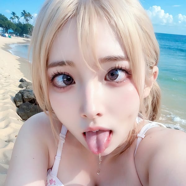 Tags: 21872187
<lora:koreanDollLikeness:0.44>, <lora:taiwanDollLikeness_v20:0.52>, beach, (bikini:0.91), <lora:ahegao-x-v4:0.79>, ahegao face, pleasure, extremely detailed eyes, extremely detailed face, (photorealistic:1.01), seductive smile, double eyelids, eyelashes, pale skin, perky breasts, 4K, sharp, (long slim legs:0.98), (thigh gap:1.06), blush, delicate and beautiful girl, 1girl
Negative prompt: drawings, sketches, paintings, black and white, (worst quality:1.99)
Steps: 64, Sampler: DPM++ 2M Karras, CFG scale: 5.37, Seed: 3527685724, Size: 512x512, Model hash: fc2511737a, Model: chilloutmix_NiPrunedFp32Fix, Seed resize from: -1x-1, Denoising strength: 0.4, Version: v1.2.1, Hires upscale: 2.0, Hires steps: 16, Hires upscaler: ESRGAN_4x