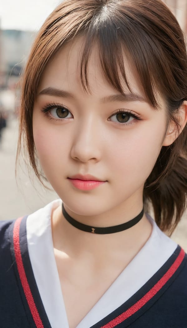 Tags: 21872187, SDXL
{"3": {"inputs": {"seed": 822034467384282, "steps": 64, "cfg": 5.28, "sampler_name": "dpmpp_2m", "scheduler": "karras", "denoise": 1.0, "model": ["27", 0], "positive": ["6", 0], "negative": ["7", 0], "latent_image": ["5", 0]}, "class_type": "KSampler"}, "4": {"inputs": {"ckpt_name": "juggernautXL_v8Rundiffusion.safetensors"}, "class_type": "CheckpointLoaderSimple"}, "5": {"inputs": {"width": 768, "height": 1344, "batch_size": 1}, "class_type": "EmptyLatentImage"}, "6": {"inputs": {"text": "23 year old girl, (russian:1.03), (japanese:0.96), (double eyelids:1.13), (detailed face:1.02), (blush:1.05), (idol:1.07), (temptress:1.06), (seductive pose:1.00), (beautiful eyes:1.10), (seductive facial expression:1.11), (slim:1.10), (cute:1.03), (pale skin:0.97), (sexy lips:0.97), (in a seductive pose:1.13), (large perky breasts:1.13), (cleavage:1.01), (thigh gap:0.96), (school uniform:0.97), choker, busy street, (natural looking skin:1.04), (detailed skin:1.03), (RAW:1.09), (portra:1.06), (soft lighting:1.03), (film:1.05), (textured skin:1.07), (candid cinema:1.07), (skin fuzz:1.06)", "clip": ["27", 1]}, "class_type": "CLIPTextEncode"}, "7": {"inputs": {"text": "(twisted:1.09), (open mouth:1.13), (worst quality:1.12), (low resolution:1.14), (distorted:1.12), (watermark:1.06), (bad hands:1.09)", "clip": ["27", 1]}, "class_type": "CLIPTextEncode"}, "8": {"inputs": {"samples": ["3", 0], "vae": ["4", 2]}, "class_type": "VAEDecode"}, "25": {"inputs": {"lora_name": "nudify_xl.safetensors", "strength_model": 0.31, "strength_clip": 0.16, "model": ["4", 0], "clip": ["4", 1]}, "class_type": "LoraLoader"}, "26": {"inputs": {"lora_name": "shirtlift_SDXL_v2.safetensors", "strength_model": 0.11, "strength_clip": 0.02, "model": ["25", 0], "clip": ["25", 1]}, "class_type": "LoraLoader"}, "27": {"inputs": {"lora_name": "PerfectEyesXL.safetensors", "strength_model": 0.16, "strength_clip": 0.08, "model": ["26", 0], "clip": ["26", 1]}, "class_type": "LoraLoader"}, "30": {"inputs": {"model_name": "4x_NMKD-Superscale-SP_178000_G.pth"}, "class_type": "UpscaleModelLoader"}, "31": {"inputs": {"upscale_model": ["30", 0], "image": ["8", 0]}, "class_type": "ImageUpscaleWithModel"}, "32": {"inputs": {"upscale_method": "lanczos", "scale_by": 0.5, "image": ["31", 0]}, "class_type": "ImageScaleBy"}, "33": {"inputs": {"pixels": ["32", 0], "vae": ["4", 2]}, "class_type": "VAEEncode"}, "34": {"inputs": {"seed": 822034467384282, "steps": 64, "cfg": 5.28, "sampler_name": "dpmpp_2m", "scheduler": "karras", "denoise": 0.3, "model": ["27", 0], "positive": ["6", 0], "negative": ["7", 0], "latent_image": ["33", 0]}, "class_type": "KSampler"}, "36": {"inputs": {"samples": ["34", 0], "vae": ["4", 2]}, "class_type": "VAEDecode"}, "39": {"inputs": {"filename_prefix": "comfyapi-1707329725340", "images": ["36", 0]}, "class_type": "SaveImage"}}