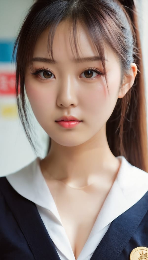 Tags: 21872187, SDXL
{"3": {"inputs": {"seed": 384152710998650, "steps": 64, "cfg": 6.12, "sampler_name": "dpmpp_2m", "scheduler": "karras", "denoise": 1.0, "model": ["27", 0], "positive": ["6", 0], "negative": ["7", 0], "latent_image": ["5", 0]}, "class_type": "KSampler"}, "4": {"inputs": {"ckpt_name": "juggernautxl.safetensors"}, "class_type": "CheckpointLoaderSimple"}, "5": {"inputs": {"width": 768, "height": 1344, "batch_size": 1}, "class_type": "EmptyLatentImage"}, "6": {"inputs": {"text": "24 year old girl, (chinese:1.04), (double eyelids:1.07), (idol:1.00), (beautiful eyes:1.06), (seductive facial expression:1.06), (slim:0.99), (sexy lips:0.98), (pale skin:0.97), (seductive pose:1.12), (detailed face:0.96), (blush:1.11), (temptress:0.96), (eyelashes:0.98), (cute:1.01), (in a seductive pose:1.01), (large perky breasts:1.02), (cleavage:1.11), (thigh gap:1.02), (school uniform:0.95), choker, busy street, (soft lighting:1.07), (portra:1.08), (textured skin:1.03), (RAW:1.06), (detailed skin:1.02), (film:1.05), (candid cinema:1.01), (natural looking skin:1.04), (skin fuzz:1.02)", "clip": ["27", 1]}, "class_type": "CLIPTextEncode"}, "7": {"inputs": {"text": "(watermark:1.05), (open mouth:1.14), (worst quality:1.06), (twisted:1.11), (bad hands:1.08), (low resolution:1.13), (distorted:1.10)", "clip": ["27", 1]}, "class_type": "CLIPTextEncode"}, "8": {"inputs": {"samples": ["3", 0], "vae": ["4", 2]}, "class_type": "VAEDecode"}, "25": {"inputs": {"lora_name": "nudify_xl.safetensors", "strength_model": 0.3, "strength_clip": 0.0, "model": ["4", 0], "clip": ["4", 1]}, "class_type": "LoraLoader"}, "26": {"inputs": {"lora_name": "shirtlift_SDXL_v2.safetensors", "strength_model": 0.16, "strength_clip": 0.01, "model": ["25", 0], "clip": ["25", 1]}, "class_type": "LoraLoader"}, "27": {"inputs": {"lora_name": "PerfectEyesXL.safetensors", "strength_model": 0.18, "strength_clip": 0.01, "model": ["26", 0], "clip": ["26", 1]}, "class_type": "LoraLoader"}, "30": {"inputs": {"model_name": "4x_NMKD-Superscale-SP_178000_G.pth"}, "class_type": "UpscaleModelLoader"}, "31": {"inputs": {"upscale_model": ["30", 0], "image": ["8", 0]}, "class_type": "ImageUpscaleWithModel"}, "32": {"inputs": {"upscale_method": "lanczos", "scale_by": 0.5, "image": ["31", 0]}, "class_type": "ImageScaleBy"}, "33": {"inputs": {"pixels": ["32", 0], "vae": ["4", 2]}, "class_type": "VAEEncode"}, "34": {"inputs": {"seed": 384152710998650, "steps": 64, "cfg": 6.12, "sampler_name": "dpmpp_2m", "scheduler": "karras", "denoise": 0.3, "model": ["27", 0], "positive": ["6", 0], "negative": ["7", 0], "latent_image": ["33", 0]}, "class_type": "KSampler"}, "36": {"inputs": {"samples": ["34", 0], "vae": ["4", 2]}, "class_type": "VAEDecode"}, "39": {"inputs": {"filename_prefix": "comfyapi-1714849829885", "images": ["36", 0]}, "class_type": "SaveImage"}}