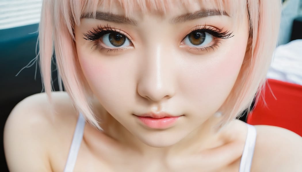 Tags: 21872187, SDXL
{"3": {"inputs": {"seed": 354805422501741, "steps": 64, "cfg": 7.6, "sampler_name": "dpmpp_2m", "scheduler": "karras", "denoise": 1.0, "model": ["27", 0], "positive": ["6", 0], "negative": ["7", 0], "latent_image": ["5", 0]}, "class_type": "KSampler"}, "4": {"inputs": {"ckpt_name": "juggernautxl.safetensors"}, "class_type": "CheckpointLoaderSimple"}, "5": {"inputs": {"width": 1344, "height": 768, "batch_size": 1}, "class_type": "EmptyLatentImage"}, "6": {"inputs": {"text": "21 year old girl, (double eyelids:1.01), (beautiful eyes:1.06), (eyelashes:1.07), (slim:1.10), (blush:1.13), (detailed face:1.03), (pale skin:1.06), (seductive facial expression:1.11), (cute:1.08), (sexy lips:0.95), (idol:1.00), (in a seductive pose:1.08), (large perky breasts:0.95), (cleavage:1.09), (thigh gap:1.03), (in a cosplay:1.01) at comiket posing for camera, (detailed skin:1.09), (soft lighting:1.05), (textured skin:1.06), (RAW:1.03), (portra:1.07), (skin fuzz:1.01), (candid cinema:1.00), (film:1.00), (natural looking skin:1.07)", "clip": ["27", 1]}, "class_type": "CLIPTextEncode"}, "7": {"inputs": {"text": "(worst quality:1.07), (watermark:1.06), (twisted:1.08), (low resolution:1.13), (distorted:1.11), (open mouth:1.08), (bad hands:1.05)", "clip": ["27", 1]}, "class_type": "CLIPTextEncode"}, "8": {"inputs": {"samples": ["3", 0], "vae": ["4", 2]}, "class_type": "VAEDecode"}, "25": {"inputs": {"lora_name": "nudify_xl.safetensors", "strength_model": 0.12, "strength_clip": 0.1, "model": ["4", 0], "clip": ["4", 1]}, "class_type": "LoraLoader"}, "26": {"inputs": {"lora_name": "shirtlift_SDXL_v2.safetensors", "strength_model": 0.16, "strength_clip": 0.07, "model": ["25", 0], "clip": ["25", 1]}, "class_type": "LoraLoader"}, "27": {"inputs": {"lora_name": "PerfectEyesXL.safetensors", "strength_model": 0.0, "strength_clip": 0.09, "model": ["26", 0], "clip": ["26", 1]}, "class_type": "LoraLoader"}, "30": {"inputs": {"model_name": "4x_NMKD-Superscale-SP_178000_G.pth"}, "class_type": "UpscaleModelLoader"}, "31": {"inputs": {"upscale_model": ["30", 0], "image": ["8", 0]}, "class_type": "ImageUpscaleWithModel"}, "32": {"inputs": {"upscale_method": "lanczos", "scale_by": 0.5, "image": ["31", 0]}, "class_type": "ImageScaleBy"}, "33": {"inputs": {"pixels": ["32", 0], "vae": ["4", 2]}, "class_type": "VAEEncode"}, "34": {"inputs": {"seed": 354805422501741, "steps": 64, "cfg": 7.6, "sampler_name": "dpmpp_2m", "scheduler": "karras", "denoise": 0.3, "model": ["27", 0], "positive": ["6", 0], "negative": ["7", 0], "latent_image": ["33", 0]}, "class_type": "KSampler"}, "36": {"inputs": {"samples": ["34", 0], "vae": ["4", 2]}, "class_type": "VAEDecode"}, "39": {"inputs": {"filename_prefix": "comfyapi-1726606853716", "images": ["36", 0]}, "class_type": "SaveImage"}}