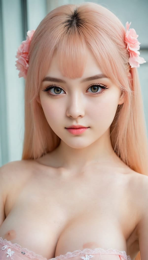 Tags: 21872187, SDXL
{"3": {"inputs": {"seed": 618253441794601, "steps": 32, "cfg": 6.29, "sampler_name": "dpmpp_2m", "scheduler": "karras", "denoise": 1.0, "model": ["27", 0], "positive": ["6", 0], "negative": ["7", 0], "latent_image": ["5", 0]}, "class_type": "KSampler"}, "4": {"inputs": {"ckpt_name": "juggernautXL_v8Rundiffusion.safetensors"}, "class_type": "CheckpointLoaderSimple"}, "5": {"inputs": {"width": 768, "height": 1344, "batch_size": 1}, "class_type": "EmptyLatentImage"}, "6": {"inputs": {"text": "18 year old girl, (ukrainian:1.12), (seductive facial expression:1.10), (beautiful eyes:0.98), (slim:1.09), (idol:1.04), (cute:0.95), (double eyelids:1.11), (pale skin:1.07), (sexy lips:1.05), (blush:1.01), (eyelashes:1.08), (detailed face:0.99), (seductive pose:1.00), (temptress:0.99), (in a seductive pose:1.14), (large perky breasts:1.05), (cleavage:0.97), (thigh gap:0.98), (in a cosplay:0.97) at comiket posing for camera, (candid cinema:1.05), (natural looking skin:1.03), (portra:1.09), (textured skin:1.08), (detailed skin:1.06), (film:1.04), (soft lighting:1.07), (RAW:1.05), (skin fuzz:1.06)", "clip": ["27", 1]}, "class_type": "CLIPTextEncode"}, "7": {"inputs": {"text": "(distorted:1.05), (twisted:1.11), (low resolution:1.05), (bad hands:1.07), (open mouth:1.06), (watermark:1.12), (worst quality:1.08)", "clip": ["27", 1]}, "class_type": "CLIPTextEncode"}, "8": {"inputs": {"samples": ["3", 0], "vae": ["4", 2]}, "class_type": "VAEDecode"}, "25": {"inputs": {"lora_name": "nudify_xl.safetensors", "strength_model": 0.24, "strength_clip": 0.19, "model": ["4", 0], "clip": ["4", 1]}, "class_type": "LoraLoader"}, "26": {"inputs": {"lora_name": "shirtlift_SDXL_v2.safetensors", "strength_model": 0.0, "strength_clip": 0.0, "model": ["25", 0], "clip": ["25", 1]}, "class_type": "LoraLoader"}, "27": {"inputs": {"lora_name": "PerfectEyesXL.safetensors", "strength_model": 0.08, "strength_clip": 0.15, "model": ["26", 0], "clip": ["26", 1]}, "class_type": "LoraLoader"}, "30": {"inputs": {"model_name": "4x_NMKD-Superscale-SP_178000_G.pth"}, "class_type": "UpscaleModelLoader"}, "31": {"inputs": {"upscale_model": ["30", 0], "image": ["8", 0]}, "class_type": "ImageUpscaleWithModel"}, "32": {"inputs": {"upscale_method": "lanczos", "scale_by": 0.5, "image": ["31", 0]}, "class_type": "ImageScaleBy"}, "33": {"inputs": {"pixels": ["32", 0], "vae": ["4", 2]}, "class_type": "VAEEncode"}, "34": {"inputs": {"seed": 618253441794601, "steps": 32, "cfg": 6.29, "sampler_name": "dpmpp_2m", "scheduler": "karras", "denoise": 0.3, "model": ["27", 0], "positive": ["6", 0], "negative": ["7", 0], "latent_image": ["33", 0]}, "class_type": "KSampler"}, "36": {"inputs": {"samples": ["34", 0], "vae": ["4", 2]}, "class_type": "VAEDecode"}, "39": {"inputs": {"filename_prefix": "comfyapi-1707830916394", "images": ["36", 0]}, "class_type": "SaveImage"}}