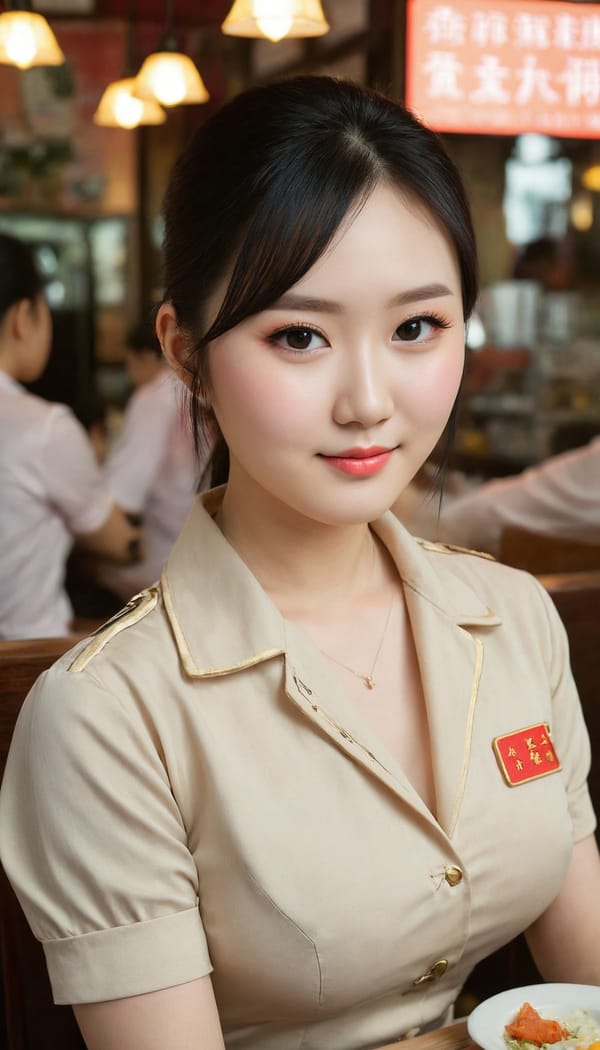 Tags: 21872187, SDXL
{"3": {"inputs": {"seed": 616475410568882, "steps": 64, "cfg": 5.16, "sampler_name": "dpmpp_2m", "scheduler": "karras", "denoise": 1.0, "model": ["27", 0], "positive": ["6", 0], "negative": ["7", 0], "latent_image": ["5", 0]}, "class_type": "KSampler"}, "4": {"inputs": {"ckpt_name": "juggernautXL_v8Rundiffusion.safetensors"}, "class_type": "CheckpointLoaderSimple"}, "5": {"inputs": {"width": 768, "height": 1344, "batch_size": 1}, "class_type": "EmptyLatentImage"}, "6": {"inputs": {"text": "28 year old girl, (chinese:1.00), (blush:0.98), (pale skin:1.09), (detailed face:0.97), (seductive pose:1.06), (seductive facial expression:0.96), (double eyelids:0.97), (slim:1.01), (idol:1.02), (temptress:0.98), (eyelashes:1.05), (cute:1.13), (in a seductive pose:1.10), (large perky breasts:1.07), (cleavage:0.95), (thigh gap:1.12), (a waitress in uniform:1.07) working at a restaurant, (soft lighting:1.09), (textured skin:1.00), (skin fuzz:1.09), (RAW:1.03), (film:1.01), (detailed skin:1.07), (natural looking skin:1.01), (portra:1.06), (candid cinema:1.04)", "clip": ["27", 1]}, "class_type": "CLIPTextEncode"}, "7": {"inputs": {"text": "(watermark:1.12), (worst quality:1.05), (distorted:1.14), (open mouth:1.09), (twisted:1.14), (bad hands:1.07), (low resolution:1.14)", "clip": ["27", 1]}, "class_type": "CLIPTextEncode"}, "8": {"inputs": {"samples": ["3", 0], "vae": ["4", 2]}, "class_type": "VAEDecode"}, "25": {"inputs": {"lora_name": "nudify_xl.safetensors", "strength_model": 0.11, "strength_clip": 0.2, "model": ["4", 0], "clip": ["4", 1]}, "class_type": "LoraLoader"}, "26": {"inputs": {"lora_name": "shirtlift_SDXL_v2.safetensors", "strength_model": 0.03, "strength_clip": 0.02, "model": ["25", 0], "clip": ["25", 1]}, "class_type": "LoraLoader"}, "27": {"inputs": {"lora_name": "PerfectEyesXL.safetensors", "strength_model": 0.15, "strength_clip": 0.11, "model": ["26", 0], "clip": ["26", 1]}, "class_type": "LoraLoader"}, "30": {"inputs": {"model_name": "4x_NMKD-Superscale-SP_178000_G.pth"}, "class_type": "UpscaleModelLoader"}, "31": {"inputs": {"upscale_model": ["30", 0], "image": ["8", 0]}, "class_type": "ImageUpscaleWithModel"}, "32": {"inputs": {"upscale_method": "lanczos", "scale_by": 0.5, "image": ["31", 0]}, "class_type": "ImageScaleBy"}, "33": {"inputs": {"pixels": ["32", 0], "vae": ["4", 2]}, "class_type": "VAEEncode"}, "34": {"inputs": {"seed": 616475410568882, "steps": 64, "cfg": 5.16, "sampler_name": "dpmpp_2m", "scheduler": "karras", "denoise": 0.3, "model": ["27", 0], "positive": ["6", 0], "negative": ["7", 0], "latent_image": ["33", 0]}, "class_type": "KSampler"}, "36": {"inputs": {"samples": ["34", 0], "vae": ["4", 2]}, "class_type": "VAEDecode"}, "39": {"inputs": {"filename_prefix": "comfyapi-1707330070650", "images": ["36", 0]}, "class_type": "SaveImage"}}