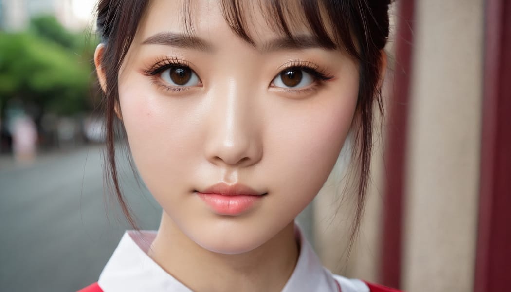 Tags: 21872187, SDXL
{"3": {"inputs": {"seed": 833812504282590, "steps": 64, "cfg": 6.66, "sampler_name": "dpmpp_2m", "scheduler": "karras", "denoise": 1.0, "model": ["27", 0], "positive": ["6", 0], "negative": ["7", 0], "latent_image": ["5", 0]}, "class_type": "KSampler"}, "4": {"inputs": {"ckpt_name": "juggernautxl.safetensors"}, "class_type": "CheckpointLoaderSimple"}, "5": {"inputs": {"width": 1344, "height": 768, "batch_size": 1}, "class_type": "EmptyLatentImage"}, "6": {"inputs": {"text": "27 year old girl, (chinese:1.10), (taiwanese:1.00), (blush:0.98), (cute:1.12), (double eyelids:1.04), (seductive pose:1.07), (idol:0.99), (detailed face:1.02), (beautiful eyes:1.13), (pale skin:1.04), (slim:1.11), (temptress:1.04), (eyelashes:1.08), (in a seductive pose:1.00), (large perky breasts:1.01), (cleavage:1.05), (thigh gap:1.06), (school uniform:0.99), choker, busy street, (portra:1.04), (film:1.06), (RAW:1.01), (detailed skin:1.09), (natural looking skin:1.05), (soft lighting:1.08), (candid cinema:1.05), (textured skin:1.08), (skin fuzz:1.04)", "clip": ["27", 1]}, "class_type": "CLIPTextEncode"}, "7": {"inputs": {"text": "(open mouth:1.09), (twisted:1.05), (distorted:1.07), (low resolution:1.07), (worst quality:1.11), (bad hands:1.05), (watermark:1.12)", "clip": ["27", 1]}, "class_type": "CLIPTextEncode"}, "8": {"inputs": {"samples": ["3", 0], "vae": ["4", 2]}, "class_type": "VAEDecode"}, "25": {"inputs": {"lora_name": "nudify_xl.safetensors", "strength_model": 0.12, "strength_clip": 0.2, "model": ["4", 0], "clip": ["4", 1]}, "class_type": "LoraLoader"}, "26": {"inputs": {"lora_name": "shirtlift_SDXL_v2.safetensors", "strength_model": 0.03, "strength_clip": 0.02, "model": ["25", 0], "clip": ["25", 1]}, "class_type": "LoraLoader"}, "27": {"inputs": {"lora_name": "PerfectEyesXL.safetensors", "strength_model": 0.12, "strength_clip": 0.14, "model": ["26", 0], "clip": ["26", 1]}, "class_type": "LoraLoader"}, "30": {"inputs": {"model_name": "4x_NMKD-Superscale-SP_178000_G.pth"}, "class_type": "UpscaleModelLoader"}, "31": {"inputs": {"upscale_model": ["30", 0], "image": ["8", 0]}, "class_type": "ImageUpscaleWithModel"}, "32": {"inputs": {"upscale_method": "lanczos", "scale_by": 0.5, "image": ["31", 0]}, "class_type": "ImageScaleBy"}, "33": {"inputs": {"pixels": ["32", 0], "vae": ["4", 2]}, "class_type": "VAEEncode"}, "34": {"inputs": {"seed": 833812504282590, "steps": 64, "cfg": 6.66, "sampler_name": "dpmpp_2m", "scheduler": "karras", "denoise": 0.3, "model": ["27", 0], "positive": ["6", 0], "negative": ["7", 0], "latent_image": ["33", 0]}, "class_type": "KSampler"}, "36": {"inputs": {"samples": ["34", 0], "vae": ["4", 2]}, "class_type": "VAEDecode"}, "39": {"inputs": {"filename_prefix": "comfyapi-1735077737474", "images": ["36", 0]}, "class_type": "SaveImage"}}