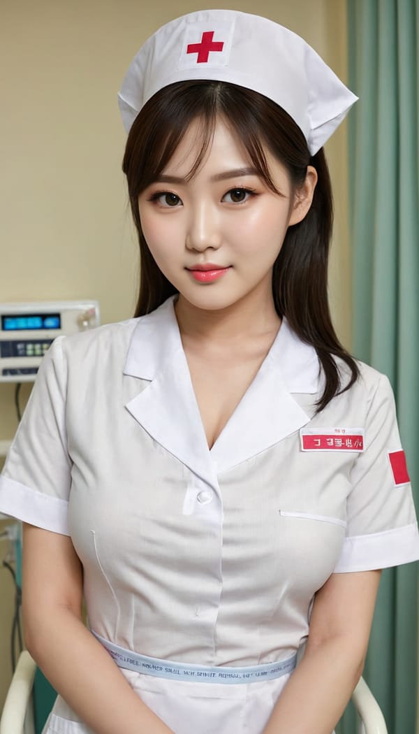 Tags: 21872187, SDXL
{"3": {"inputs": {"seed": 137246506670535, "steps": 32, "cfg": 6.77, "sampler_name": "dpmpp_2m", "scheduler": "karras", "denoise": 1.0, "model": ["27", 0], "positive": ["6", 0], "negative": ["7", 0], "latent_image": ["5", 0]}, "class_type": "KSampler"}, "4": {"inputs": {"ckpt_name": "juggernautXL_v8Rundiffusion.safetensors"}, "class_type": "CheckpointLoaderSimple"}, "5": {"inputs": {"width": 768, "height": 1344, "batch_size": 1}, "class_type": "EmptyLatentImage"}, "6": {"inputs": {"text": "26 year old girl, (korean:1.01), (seductive facial expression:1.06), (eyelashes:0.98), (double eyelids:0.99), (sexy lips:1.04), (temptress:1.07), (blush:1.00), (slim:0.97), (detailed face:1.02), (seductive pose:0.95), (cute:0.95), (pale skin:1.08), (idol:1.09), (beautiful eyes:1.12), (in a seductive pose:0.97), (large perky breasts:1.04), (cleavage:1.12), (thigh gap:1.02), (nurse in uniform:1.09) working in a hospital ward, (portra:1.09), (film:1.02), (textured skin:1.05), (RAW:1.02), (skin fuzz:1.03), (natural looking skin:1.09), (soft lighting:1.04), (detailed skin:1.04), (candid cinema:1.06)", "clip": ["27", 1]}, "class_type": "CLIPTextEncode"}, "7": {"inputs": {"text": "(open mouth:1.13), (twisted:1.09), (distorted:1.12), (watermark:1.08), (worst quality:1.12), (low resolution:1.10), (bad hands:1.09)", "clip": ["27", 1]}, "class_type": "CLIPTextEncode"}, "8": {"inputs": {"samples": ["3", 0], "vae": ["4", 2]}, "class_type": "VAEDecode"}, "25": {"inputs": {"lora_name": "nudify_xl.safetensors", "strength_model": 0.39, "strength_clip": 0.26, "model": ["4", 0], "clip": ["4", 1]}, "class_type": "LoraLoader"}, "26": {"inputs": {"lora_name": "shirtlift_SDXL_v2.safetensors", "strength_model": 0.15, "strength_clip": 0.16, "model": ["25", 0], "clip": ["25", 1]}, "class_type": "LoraLoader"}, "27": {"inputs": {"lora_name": "PerfectEyesXL.safetensors", "strength_model": 0.04, "strength_clip": 0.01, "model": ["26", 0], "clip": ["26", 1]}, "class_type": "LoraLoader"}, "30": {"inputs": {"model_name": "4x_NMKD-Superscale-SP_178000_G.pth"}, "class_type": "UpscaleModelLoader"}, "31": {"inputs": {"upscale_model": ["30", 0], "image": ["8", 0]}, "class_type": "ImageUpscaleWithModel"}, "32": {"inputs": {"upscale_method": "lanczos", "scale_by": 0.5, "image": ["31", 0]}, "class_type": "ImageScaleBy"}, "33": {"inputs": {"pixels": ["32", 0], "vae": ["4", 2]}, "class_type": "VAEEncode"}, "34": {"inputs": {"seed": 137246506670535, "steps": 32, "cfg": 6.77, "sampler_name": "dpmpp_2m", "scheduler": "karras", "denoise": 0.3, "model": ["27", 0], "positive": ["6", 0], "negative": ["7", 0], "latent_image": ["33", 0]}, "class_type": "KSampler"}, "36": {"inputs": {"samples": ["34", 0], "vae": ["4", 2]}, "class_type": "VAEDecode"}, "39": {"inputs": {"filename_prefix": "comfyapi-1708085143185", "images": ["36", 0]}, "class_type": "SaveImage"}}