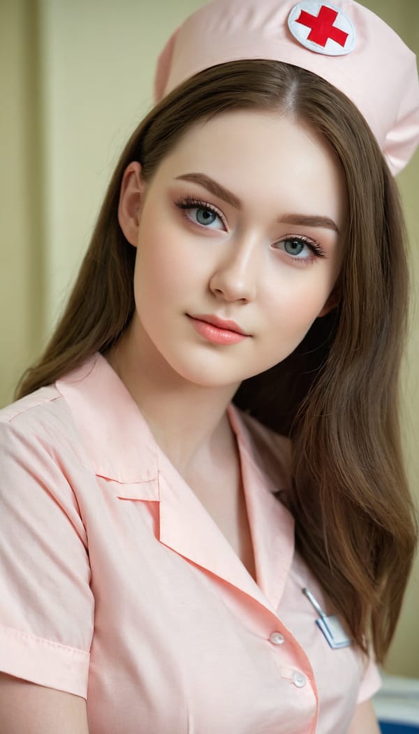 Tags: 21872187, SDXL
{"3": {"inputs": {"seed": 365229634524264, "steps": 32, "cfg": 6.79, "sampler_name": "dpmpp_2m", "scheduler": "karras", "denoise": 1.0, "model": ["27", 0], "positive": ["6", 0], "negative": ["7", 0], "latent_image": ["5", 0]}, "class_type": "KSampler"}, "4": {"inputs": {"ckpt_name": "juggernautXL_v8Rundiffusion.safetensors"}, "class_type": "CheckpointLoaderSimple"}, "5": {"inputs": {"width": 768, "height": 1344, "batch_size": 1}, "class_type": "EmptyLatentImage"}, "6": {"inputs": {"text": "20 year old girl, (eyelashes:0.97), (temptress:0.97), (slim:1.00), (pale skin:1.02), (blush:1.03), (detailed face:0.95), (beautiful eyes:1.12), (cute:1.10), (sexy lips:0.99), (seductive facial expression:1.09), (seductive pose:1.09), (double eyelids:1.03), (in a seductive pose:1.02), (large perky breasts:0.96), (cleavage:0.95), (thigh gap:1.11), (nurse in uniform:1.11) working in a hospital ward, (textured skin:1.01), (portra:1.06), (film:1.09), (candid cinema:1.09), (RAW:1.05), (soft lighting:1.05), (natural looking skin:1.06), (detailed skin:1.07), (skin fuzz:1.07)", "clip": ["27", 1]}, "class_type": "CLIPTextEncode"}, "7": {"inputs": {"text": "(watermark:1.07), (open mouth:1.14), (bad hands:1.07), (worst quality:1.08), (low resolution:1.07), (distorted:1.13), (twisted:1.12)", "clip": ["27", 1]}, "class_type": "CLIPTextEncode"}, "8": {"inputs": {"samples": ["3", 0], "vae": ["4", 2]}, "class_type": "VAEDecode"}, "25": {"inputs": {"lora_name": "nudify_xl.safetensors", "strength_model": 0.12, "strength_clip": 0.3, "model": ["4", 0], "clip": ["4", 1]}, "class_type": "LoraLoader"}, "26": {"inputs": {"lora_name": "shirtlift_SDXL_v2.safetensors", "strength_model": 0.04, "strength_clip": 0.05, "model": ["25", 0], "clip": ["25", 1]}, "class_type": "LoraLoader"}, "27": {"inputs": {"lora_name": "PerfectEyesXL.safetensors", "strength_model": 0.13, "strength_clip": 0.19, "model": ["26", 0], "clip": ["26", 1]}, "class_type": "LoraLoader"}, "30": {"inputs": {"model_name": "4x_NMKD-Superscale-SP_178000_G.pth"}, "class_type": "UpscaleModelLoader"}, "31": {"inputs": {"upscale_model": ["30", 0], "image": ["8", 0]}, "class_type": "ImageUpscaleWithModel"}, "32": {"inputs": {"upscale_method": "lanczos", "scale_by": 0.5, "image": ["31", 0]}, "class_type": "ImageScaleBy"}, "33": {"inputs": {"pixels": ["32", 0], "vae": ["4", 2]}, "class_type": "VAEEncode"}, "34": {"inputs": {"seed": 365229634524264, "steps": 32, "cfg": 6.79, "sampler_name": "dpmpp_2m", "scheduler": "karras", "denoise": 0.3, "model": ["27", 0], "positive": ["6", 0], "negative": ["7", 0], "latent_image": ["33", 0]}, "class_type": "KSampler"}, "36": {"inputs": {"samples": ["34", 0], "vae": ["4", 2]}, "class_type": "VAEDecode"}, "39": {"inputs": {"filename_prefix": "comfyapi-1708212096883", "images": ["36", 0]}, "class_type": "SaveImage"}}