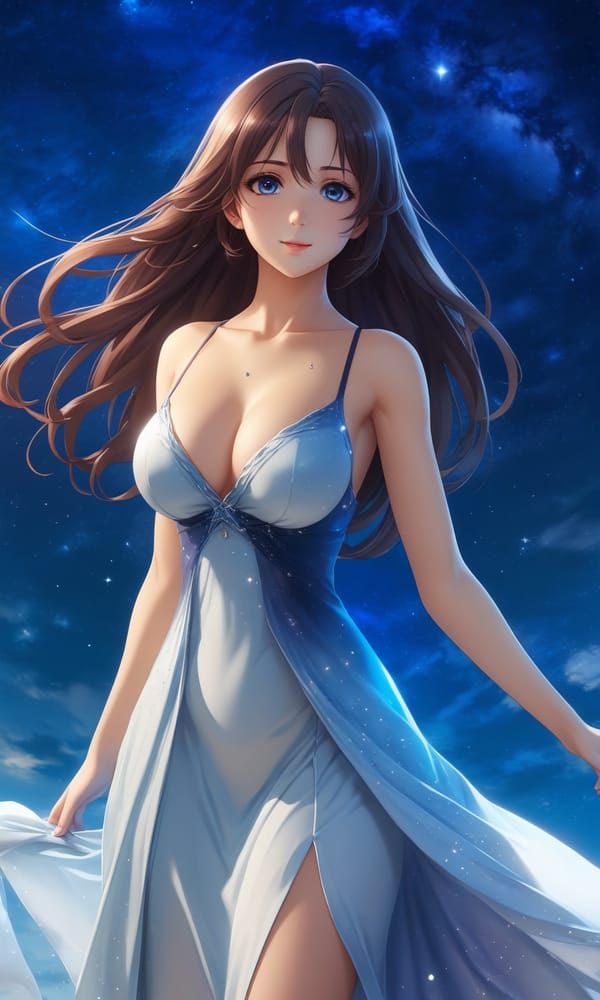 Tags: undefined
(nipple bare breasts:1.7), full body shot anime, gorgeous-woman, dress, long-hair, starry-sky, natural light, flying-above-ground, her dress is a nebula, hope in her eyes
Negative prompt: pubic hair
Steps: 8, Sampler: Euler a, CFG scale: 3, Seed: 4143881315, Size: 768x1280, Model hash: c8df560d29, Model: juggernautXL_v9Rdphoto2Lightning, Denoising strength: 0.25, Hires upscale: 1.25, Hires steps: 4, Hires upscaler: R-ESRGAN 4x+, Version: v1.8.0