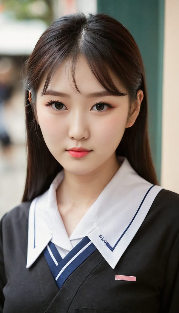 Tags: 21872187, SDXL
{"3": {"inputs": {"seed": 624576362642318, "steps": 32, "cfg": 6.14, "sampler_name": "dpmpp_2m", "scheduler": "karras", "denoise": 1.0, "model": ["27", 0], "positive": ["6", 0], "negative": ["7", 0], "latent_image": ["5", 0]}, "class_type": "KSampler"}, "4": {"inputs": {"ckpt_name": "juggernautXL_v8Rundiffusion.safetensors"}, "class_type": "CheckpointLoaderSimple"}, "5": {"inputs": {"width": 768, "height": 1344, "batch_size": 1}, "class_type": "EmptyLatentImage"}, "6": {"inputs": {"text": "27 year old girl, (korean:1.04), (seductive facial expression:1.14), (double eyelids:1.03), (slim:1.12), (temptress:1.09), (detailed face:1.06), (pale skin:1.03), (seductive pose:0.99), (blush:1.14), (beautiful eyes:0.98), (cute:1.10), (sexy lips:1.04), (idol:0.96), (eyelashes:1.07), (in a seductive pose:1.00), (large perky breasts:0.99), (cleavage:1.07), (thigh gap:1.08), (school uniform:1.00), choker, busy street, (RAW:1.00), (detailed skin:1.00), (skin fuzz:1.01), (candid cinema:1.03), (textured skin:1.07), (natural looking skin:1.08), (soft lighting:1.09), (film:1.01), (portra:1.03)", "clip": ["27", 1]}, "class_type": "CLIPTextEncode"}, "7": {"inputs": {"text": "(open mouth:1.14), (low resolution:1.06), (watermark:1.09), (bad hands:1.13), (worst quality:1.11), (distorted:1.05)", "clip": ["27", 1]}, "class_type": "CLIPTextEncode"}, "8": {"inputs": {"samples": ["3", 0], "vae": ["4", 2]}, "class_type": "VAEDecode"}, "25": {"inputs": {"lora_name": "nudify_xl.safetensors", "strength_model": 0.31, "strength_clip": 0.16, "model": ["4", 0], "clip": ["4", 1]}, "class_type": "LoraLoader"}, "26": {"inputs": {"lora_name": "shirtlift_SDXL_v2.safetensors", "strength_model": 0.1, "strength_clip": 0.15, "model": ["25", 0], "clip": ["25", 1]}, "class_type": "LoraLoader"}, "27": {"inputs": {"lora_name": "PerfectEyesXL.safetensors", "strength_model": 0.08, "strength_clip": 0.19, "model": ["26", 0], "clip": ["26", 1]}, "class_type": "LoraLoader"}, "30": {"inputs": {"model_name": "4x_NMKD-Superscale-SP_178000_G.pth"}, "class_type": "UpscaleModelLoader"}, "31": {"inputs": {"upscale_model": ["30", 0], "image": ["8", 0]}, "class_type": "ImageUpscaleWithModel"}, "32": {"inputs": {"upscale_method": "lanczos", "scale_by": 0.5, "image": ["31", 0]}, "class_type": "ImageScaleBy"}, "33": {"inputs": {"pixels": ["32", 0], "vae": ["4", 2]}, "class_type": "VAEEncode"}, "34": {"inputs": {"seed": 624576362642318, "steps": 32, "cfg": 6.14, "sampler_name": "dpmpp_2m", "scheduler": "karras", "denoise": 0.3, "model": ["27", 0], "positive": ["6", 0], "negative": ["7", 0], "latent_image": ["33", 0]}, "class_type": "KSampler"}, "36": {"inputs": {"samples": ["34", 0], "vae": ["4", 2]}, "class_type": "VAEDecode"}, "39": {"inputs": {"filename_prefix": "comfyapi-1707278784648", "images": ["36", 0]}, "class_type": "SaveImage"}}