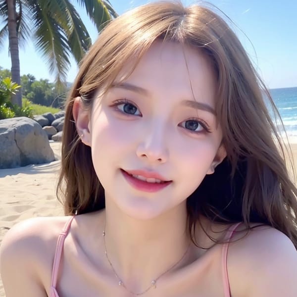 Tags: 21872187
<lora:YaeMiko_Test:0.77>, beach, (bikini:1.03), <lora:skirtlift-v4:0.95 <lora:Addams:0.32>, extremely detailed eyes, extremely detailed face, cute, sexy lips, seductive smile, double eyelids, eyelashes, pale skin, perky breasts, 4K, sharp, hyper realistic, tall, blush, (dramatic:1.16)
Negative prompt: drawings, paintings, black and white, (worst quality:2.23)
Steps: 32, Sampler: DPM++ 2M Karras, CFG scale: 5.34, Seed: 1184499116, Size: 512x512, Model hash: fc2511737a, Model: chilloutmix_NiPrunedFp32Fix, Seed resize from: -1x-1, Denoising strength: 0.3, Version: v1.2.1, Hires upscale: 2.0, Hires steps: 16, Hires upscaler: ESRGAN_4x