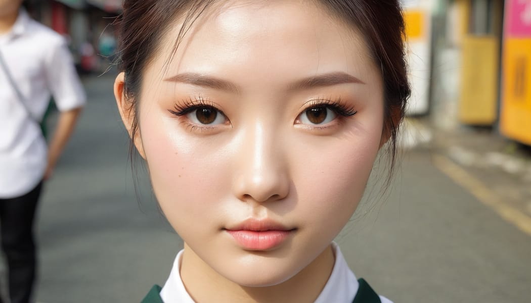 Tags: 21872187, SDXL
{"3": {"inputs": {"seed": 773371531267384, "steps": 64, "cfg": 6.78, "sampler_name": "dpmpp_2m", "scheduler": "karras", "denoise": 1.0, "model": ["27", 0], "positive": ["6", 0], "negative": ["7", 0], "latent_image": ["5", 0]}, "class_type": "KSampler"}, "4": {"inputs": {"ckpt_name": "juggernautxl.safetensors"}, "class_type": "CheckpointLoaderSimple"}, "5": {"inputs": {"width": 1344, "height": 768, "batch_size": 1}, "class_type": "EmptyLatentImage"}, "6": {"inputs": {"text": "21 year old girl, (taiwanese:1.13), (irish:1.10), (eyelashes:1.03), (detailed face:0.96), (blush:1.10), (idol:0.96), (pale skin:0.98), (cute:1.09), (double eyelids:1.11), (seductive pose:0.99), (beautiful eyes:1.05), (slim:1.01), (seductive facial expression:1.00), (sexy lips:1.01), (temptress:1.13), (perky ass:0.97), (exposed ass:0.95), (looking back:1.10), (sexy ass:1.12), (thigh gap:1.02), (school uniform:0.96), choker, busy street, (RAW:1.06), (film:1.01), (natural looking skin:1.07), (skin fuzz:1.08), (detailed skin:1.01), (portra:1.09), (textured skin:1.01), (candid cinema:1.05), (soft lighting:1.03)", "clip": ["27", 1]}, "class_type": "CLIPTextEncode"}, "7": {"inputs": {"text": "(open mouth:1.09), (watermark:1.09), (worst quality:1.05), (twisted:1.10), (bad hands:1.14), (low resolution:1.13), (distorted:1.09)", "clip": ["27", 1]}, "class_type": "CLIPTextEncode"}, "8": {"inputs": {"samples": ["3", 0], "vae": ["4", 2]}, "class_type": "VAEDecode"}, "25": {"inputs": {"lora_name": "nudify_xl.safetensors", "strength_model": 0.1, "strength_clip": 0.1, "model": ["4", 0], "clip": ["4", 1]}, "class_type": "LoraLoader"}, "26": {"inputs": {"lora_name": "shirtlift_SDXL_v2.safetensors", "strength_model": 0.01, "strength_clip": 0.07, "model": ["25", 0], "clip": ["25", 1]}, "class_type": "LoraLoader"}, "27": {"inputs": {"lora_name": "PerfectEyesXL.safetensors", "strength_model": 0.01, "strength_clip": 0.03, "model": ["26", 0], "clip": ["26", 1]}, "class_type": "LoraLoader"}, "30": {"inputs": {"model_name": "4x_NMKD-Superscale-SP_178000_G.pth"}, "class_type": "UpscaleModelLoader"}, "31": {"inputs": {"upscale_model": ["30", 0], "image": ["8", 0]}, "class_type": "ImageUpscaleWithModel"}, "32": {"inputs": {"upscale_method": "lanczos", "scale_by": 0.5, "image": ["31", 0]}, "class_type": "ImageScaleBy"}, "33": {"inputs": {"pixels": ["32", 0], "vae": ["4", 2]}, "class_type": "VAEEncode"}, "34": {"inputs": {"seed": 773371531267384, "steps": 64, "cfg": 6.78, "sampler_name": "dpmpp_2m", "scheduler": "karras", "denoise": 0.3, "model": ["27", 0], "positive": ["6", 0], "negative": ["7", 0], "latent_image": ["33", 0]}, "class_type": "KSampler"}, "36": {"inputs": {"samples": ["34", 0], "vae": ["4", 2]}, "class_type": "VAEDecode"}, "39": {"inputs": {"filename_prefix": "comfyapi-1716753614410", "images": ["36", 0]}, "class_type": "SaveImage"}}