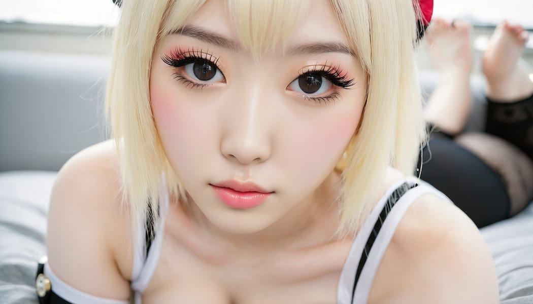 Tags: 21872187, SDXL
{"3": {"inputs": {"seed": 648252709639809, "steps": 64, "cfg": 7.43, "sampler_name": "dpmpp_2m", "scheduler": "karras", "denoise": 1.0, "model": ["27", 0], "positive": ["6", 0], "negative": ["7", 0], "latent_image": ["5", 0]}, "class_type": "KSampler"}, "4": {"inputs": {"ckpt_name": "juggernautxl.safetensors"}, "class_type": "CheckpointLoaderSimple"}, "5": {"inputs": {"width": 1344, "height": 768, "batch_size": 1}, "class_type": "EmptyLatentImage"}, "6": {"inputs": {"text": "25 year old girl, (irish:1.03), (japanese:0.99), (korean:1.10), (idol:1.14), (pale skin:1.08), (beautiful eyes:1.12), (temptress:0.96), (sexy lips:1.13), (double eyelids:1.10), (eyelashes:1.14), (seductive pose:1.02), (slim:1.05), (detailed face:1.03), (blush:1.09), (seductive facial expression:0.96), (in a seductive pose:1.10), (large perky breasts:0.97), (cleavage:0.95), (thigh gap:1.01), (in a cosplay:0.97) at comiket posing for camera, (natural looking skin:1.01), (soft lighting:1.05), (candid cinema:1.04), (skin fuzz:1.05), (textured skin:1.03), (film:1.07), (RAW:1.04), (portra:1.03), (detailed skin:1.03)", "clip": ["27", 1]}, "class_type": "CLIPTextEncode"}, "7": {"inputs": {"text": "(twisted:1.14), (worst quality:1.11), (bad hands:1.06), (distorted:1.11), (watermark:1.06), (open mouth:1.12), (low resolution:1.06)", "clip": ["27", 1]}, "class_type": "CLIPTextEncode"}, "8": {"inputs": {"samples": ["3", 0], "vae": ["4", 2]}, "class_type": "VAEDecode"}, "25": {"inputs": {"lora_name": "nudify_xl.safetensors", "strength_model": 0.05, "strength_clip": 0.03, "model": ["4", 0], "clip": ["4", 1]}, "class_type": "LoraLoader"}, "26": {"inputs": {"lora_name": "shirtlift_SDXL_v2.safetensors", "strength_model": 0.04, "strength_clip": 0.19, "model": ["25", 0], "clip": ["25", 1]}, "class_type": "LoraLoader"}, "27": {"inputs": {"lora_name": "PerfectEyesXL.safetensors", "strength_model": 0.11, "strength_clip": 0.09, "model": ["26", 0], "clip": ["26", 1]}, "class_type": "LoraLoader"}, "30": {"inputs": {"model_name": "4x_NMKD-Superscale-SP_178000_G.pth"}, "class_type": "UpscaleModelLoader"}, "31": {"inputs": {"upscale_model": ["30", 0], "image": ["8", 0]}, "class_type": "ImageUpscaleWithModel"}, "32": {"inputs": {"upscale_method": "lanczos", "scale_by": 0.5, "image": ["31", 0]}, "class_type": "ImageScaleBy"}, "33": {"inputs": {"pixels": ["32", 0], "vae": ["4", 2]}, "class_type": "VAEEncode"}, "34": {"inputs": {"seed": 648252709639809, "steps": 64, "cfg": 7.43, "sampler_name": "dpmpp_2m", "scheduler": "karras", "denoise": 0.3, "model": ["27", 0], "positive": ["6", 0], "negative": ["7", 0], "latent_image": ["33", 0]}, "class_type": "KSampler"}, "36": {"inputs": {"samples": ["34", 0], "vae": ["4", 2]}, "class_type": "VAEDecode"}, "39": {"inputs": {"filename_prefix": "comfyapi-1713841842003", "images": ["36", 0]}, "class_type": "SaveImage"}}