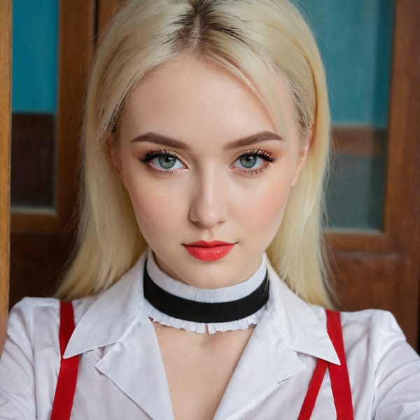 Tags: 21872187, SDXL
{"3": {"inputs": {"seed": 747920562311812, "steps": 32, "cfg": 5.76, "sampler_name": "dpmpp_2m", "scheduler": "karras", "denoise": 1.0, "model": ["27", 0], "positive": ["6", 0], "negative": ["7", 0], "latent_image": ["5", 0]}, "class_type": "KSampler"}, "4": {"inputs": {"ckpt_name": "juggernautXL_v8Rundiffusion.safetensors"}, "class_type": "CheckpointLoaderSimple"}, "5": {"inputs": {"width": 1024, "height": 1024, "batch_size": 1}, "class_type": "EmptyLatentImage"}, "6": {"inputs": {"text": "27 year old girl, (ukrainian:1.07), (seductive pose:0.98), (eyelashes:1.05), (sexy lips:1.07), (pale skin:1.05), (detailed face:1.12), (beautiful eyes:1.08), (cute:1.14), (seductive facial expression:0.97), (temptress:1.03), (idol:1.11), (double eyelids:1.05), (slim:1.10), (in a seductive pose:1.11), (large perky breasts:1.10), (cleavage:1.02), (thigh gap:1.05), (school uniform:1.00), choker, busy street, (film:1.06), (soft lighting:1.02), (natural looking skin:1.03), (textured skin:1.07), (skin fuzz:1.03), (candid cinema:1.08), (RAW:1.00), (detailed skin:1.09), (portra:1.02)", "clip": ["27", 1]}, "class_type": "CLIPTextEncode"}, "7": {"inputs": {"text": "(low resolution:1.05), (worst quality:1.09), (twisted:1.13), (distorted:1.05), (open mouth:1.10), (bad hands:1.11), (watermark:1.11)", "clip": ["27", 1]}, "class_type": "CLIPTextEncode"}, "8": {"inputs": {"samples": ["3", 0], "vae": ["4", 2]}, "class_type": "VAEDecode"}, "25": {"inputs": {"lora_name": "nudify_xl.safetensors", "strength_model": 0.14, "strength_clip": 0.33, "model": ["4", 0], "clip": ["4", 1]}, "class_type": "LoraLoader"}, "26": {"inputs": {"lora_name": "shirtlift_SDXL_v2.safetensors", "strength_model": 0.16, "strength_clip": 0.12, "model": ["25", 0], "clip": ["25", 1]}, "class_type": "LoraLoader"}, "27": {"inputs": {"lora_name": "PerfectEyesXL.safetensors", "strength_model": 0.01, "strength_clip": 0.16, "model": ["26", 0], "clip": ["26", 1]}, "class_type": "LoraLoader"}, "30": {"inputs": {"model_name": "4x_NMKD-Superscale-SP_178000_G.pth"}, "class_type": "UpscaleModelLoader"}, "31": {"inputs": {"upscale_model": ["30", 0], "image": ["8", 0]}, "class_type": "ImageUpscaleWithModel"}, "32": {"inputs": {"upscale_method": "lanczos", "scale_by": 0.5, "image": ["31", 0]}, "class_type": "ImageScaleBy"}, "33": {"inputs": {"pixels": ["32", 0], "vae": ["4", 2]}, "class_type": "VAEEncode"}, "34": {"inputs": {"seed": 747920562311812, "steps": 32, "cfg": 5.76, "sampler_name": "dpmpp_2m", "scheduler": "karras", "denoise": 0.3, "model": ["27", 0], "positive": ["6", 0], "negative": ["7", 0], "latent_image": ["33", 0]}, "class_type": "KSampler"}, "36": {"inputs": {"samples": ["34", 0], "vae": ["4", 2]}, "class_type": "VAEDecode"}, "39": {"inputs": {"filename_prefix": "comfyapi-1707420137938", "images": ["36", 0]}, "class_type": "SaveImage"}}