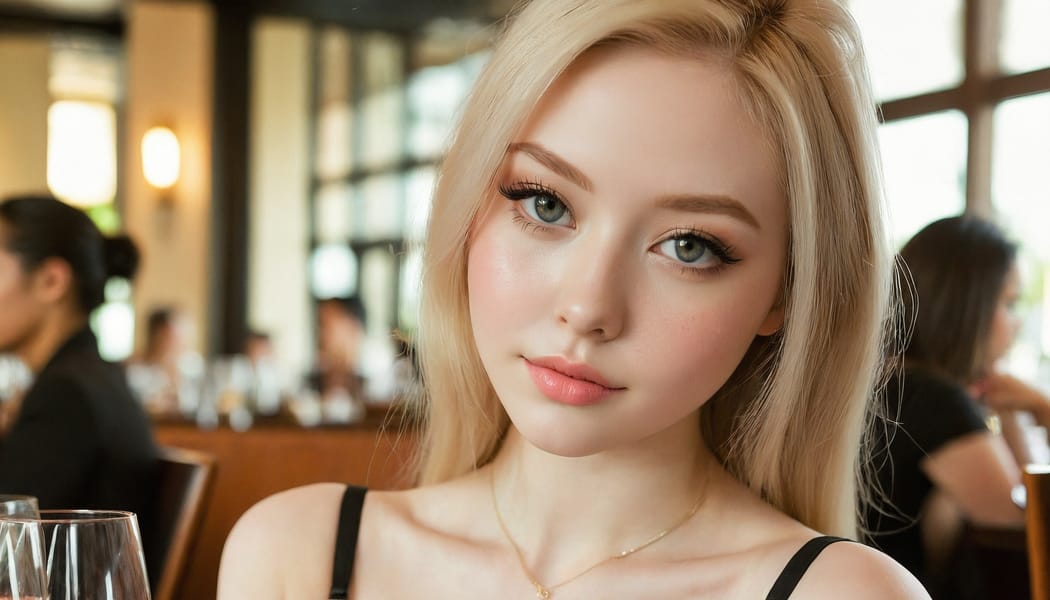 Tags: 21872187, SDXL
{"3": {"inputs": {"seed": 226124826458880, "steps": 32, "cfg": 5.63, "sampler_name": "dpmpp_2m", "scheduler": "karras", "denoise": 1.0, "model": ["27", 0], "positive": ["6", 0], "negative": ["7", 0], "latent_image": ["5", 0]}, "class_type": "KSampler"}, "4": {"inputs": {"ckpt_name": "juggernautxl.safetensors"}, "class_type": "CheckpointLoaderSimple"}, "5": {"inputs": {"width": 1344, "height": 768, "batch_size": 1}, "class_type": "EmptyLatentImage"}, "6": {"inputs": {"text": "22 year old girl, (temptress:1.11), (eyelashes:1.02), (blush:1.08), (sexy lips:1.14), (detailed face:1.11), (slim:1.05), (double eyelids:0.97), (cute:1.12), (beautiful eyes:1.14), (seductive facial expression:1.13), (pale skin:1.14), (seductive pose:1.01), (perky ass:1.03), (exposed ass:1.10), (looking back:1.14), (sexy ass:1.10), (thigh gap:1.04), (wearing a little black dress:0.95) at a fine dining restaurant, (textured skin:1.03), (natural looking skin:1.08), (portra:1.00), (RAW:1.01), (candid cinema:1.05), (soft lighting:1.00), (skin fuzz:1.04), (film:1.07), (detailed skin:1.07)", "clip": ["27", 1]}, "class_type": "CLIPTextEncode"}, "7": {"inputs": {"text": "(bad hands:1.13), (distorted:1.12), (worst quality:1.08), (open mouth:1.10), (low resolution:1.13), (twisted:1.09), (watermark:1.06)", "clip": ["27", 1]}, "class_type": "CLIPTextEncode"}, "8": {"inputs": {"samples": ["3", 0], "vae": ["4", 2]}, "class_type": "VAEDecode"}, "25": {"inputs": {"lora_name": "nudify_xl.safetensors", "strength_model": 0.08, "strength_clip": 0.36, "model": ["4", 0], "clip": ["4", 1]}, "class_type": "LoraLoader"}, "26": {"inputs": {"lora_name": "shirtlift_SDXL_v2.safetensors", "strength_model": 0.04, "strength_clip": 0.13, "model": ["25", 0], "clip": ["25", 1]}, "class_type": "LoraLoader"}, "27": {"inputs": {"lora_name": "PerfectEyesXL.safetensors", "strength_model": 0.15, "strength_clip": 0.06, "model": ["26", 0], "clip": ["26", 1]}, "class_type": "LoraLoader"}, "30": {"inputs": {"model_name": "4x_NMKD-Superscale-SP_178000_G.pth"}, "class_type": "UpscaleModelLoader"}, "31": {"inputs": {"upscale_model": ["30", 0], "image": ["8", 0]}, "class_type": "ImageUpscaleWithModel"}, "32": {"inputs": {"upscale_method": "lanczos", "scale_by": 0.5, "image": ["31", 0]}, "class_type": "ImageScaleBy"}, "33": {"inputs": {"pixels": ["32", 0], "vae": ["4", 2]}, "class_type": "VAEEncode"}, "34": {"inputs": {"seed": 226124826458880, "steps": 32, "cfg": 5.63, "sampler_name": "dpmpp_2m", "scheduler": "karras", "denoise": 0.3, "model": ["27", 0], "positive": ["6", 0], "negative": ["7", 0], "latent_image": ["33", 0]}, "class_type": "KSampler"}, "36": {"inputs": {"samples": ["34", 0], "vae": ["4", 2]}, "class_type": "VAEDecode"}, "39": {"inputs": {"filename_prefix": "comfyapi-1733926183082", "images": ["36", 0]}, "class_type": "SaveImage"}}